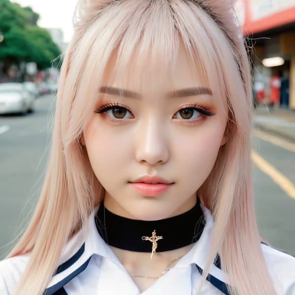 Tags: 21872187, SDXL
{"3": {"inputs": {"seed": 751179984452890, "steps": 64, "cfg": 7.99, "sampler_name": "dpmpp_2m", "scheduler": "karras", "denoise": 1.0, "model": ["27", 0], "positive": ["6", 0], "negative": ["7", 0], "latent_image": ["5", 0]}, "class_type": "KSampler"}, "4": {"inputs": {"ckpt_name": "juggernautxl.safetensors"}, "class_type": "CheckpointLoaderSimple"}, "5": {"inputs": {"width": 1024, "height": 1024, "batch_size": 1}, "class_type": "EmptyLatentImage"}, "6": {"inputs": {"text": "23 year old girl, (beautiful eyes:0.97), (blush:0.98), (sexy lips:1.06), (double eyelids:1.06), (seductive facial expression:1.02), (temptress:1.06), (idol:1.13), (eyelashes:0.95), (slim:0.97), (pale skin:0.95), (seductive pose:1.07), (cute:1.07), (detailed face:1.11), (perky ass:1.07), (exposed ass:1.05), (looking back:1.09), (sexy ass:1.02), (thigh gap:1.03), (school uniform:0.98), choker, busy street, (skin fuzz:1.05), (textured skin:1.03), (portra:1.08), (candid cinema:1.09), (soft lighting:1.09), (natural looking skin:1.05), (detailed skin:1.07), (RAW:1.00), (film:1.06)", "clip": ["27", 1]}, "class_type": "CLIPTextEncode"}, "7": {"inputs": {"text": "(watermark:1.11), (bad hands:1.07), (low resolution:1.13), (worst quality:1.05), (distorted:1.14), (open mouth:1.06), (twisted:1.11)", "clip": ["27", 1]}, "class_type": "CLIPTextEncode"}, "8": {"inputs": {"samples": ["3", 0], "vae": ["4", 2]}, "class_type": "VAEDecode"}, "25": {"inputs": {"lora_name": "nudify_xl.safetensors", "strength_model": 0.14, "strength_clip": 0.33, "model": ["4", 0], "clip": ["4", 1]}, "class_type": "LoraLoader"}, "26": {"inputs": {"lora_name": "shirtlift_SDXL_v2.safetensors", "strength_model": 0.13, "strength_clip": 0.04, "model": ["25", 0], "clip": ["25", 1]}, "class_type": "LoraLoader"}, "27": {"inputs": {"lora_name": "PerfectEyesXL.safetensors", "strength_model": 0.15, "strength_clip": 0.15, "model": ["26", 0], "clip": ["26", 1]}, "class_type": "LoraLoader"}, "30": {"inputs": {"model_name": "4x_NMKD-Superscale-SP_178000_G.pth"}, "class_type": "UpscaleModelLoader"}, "31": {"inputs": {"upscale_model": ["30", 0], "image": ["8", 0]}, "class_type": "ImageUpscaleWithModel"}, "32": {"inputs": {"upscale_method": "lanczos", "scale_by": 0.5, "image": ["31", 0]}, "class_type": "ImageScaleBy"}, "33": {"inputs": {"pixels": ["32", 0], "vae": ["4", 2]}, "class_type": "VAEEncode"}, "34": {"inputs": {"seed": 751179984452890, "steps": 64, "cfg": 7.99, "sampler_name": "dpmpp_2m", "scheduler": "karras", "denoise": 0.3, "model": ["27", 0], "positive": ["6", 0], "negative": ["7", 0], "latent_image": ["33", 0]}, "class_type": "KSampler"}, "36": {"inputs": {"samples": ["34", 0], "vae": ["4", 2]}, "class_type": "VAEDecode"}, "39": {"inputs": {"filename_prefix": "comfyapi-1734271431368", "images": ["36", 0]}, "class_type": "SaveImage"}}