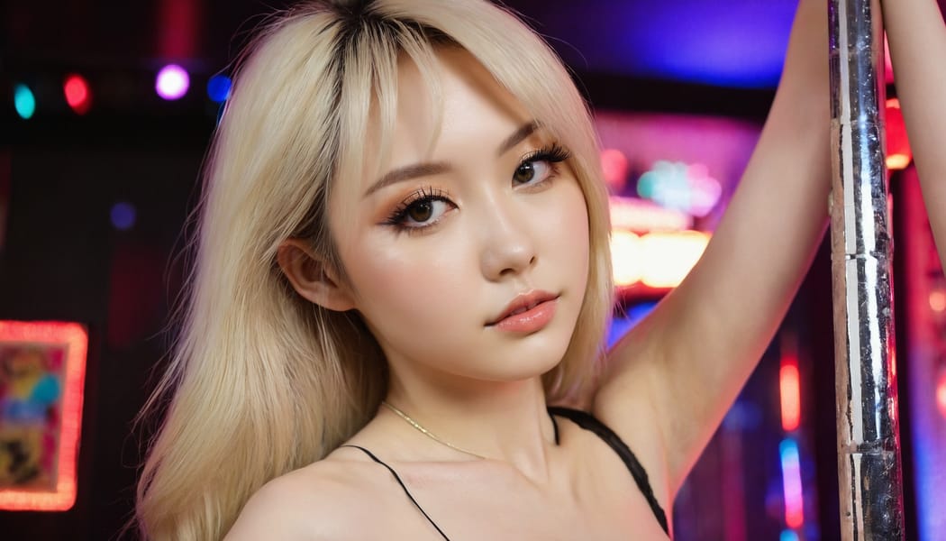 Tags: 21872187, SDXL
{"3": {"inputs": {"seed": 275369367208712, "steps": 64, "cfg": 7.17, "sampler_name": "dpmpp_2m", "scheduler": "karras", "denoise": 1.0, "model": ["27", 0], "positive": ["6", 0], "negative": ["7", 0], "latent_image": ["5", 0]}, "class_type": "KSampler"}, "4": {"inputs": {"ckpt_name": "juggernautxl.safetensors"}, "class_type": "CheckpointLoaderSimple"}, "5": {"inputs": {"width": 1344, "height": 768, "batch_size": 1}, "class_type": "EmptyLatentImage"}, "6": {"inputs": {"text": "25 year old girl, (russian:1.04), (japanese:1.03), (beautiful eyes:0.96), (slim:1.06), (pale skin:1.01), (seductive pose:1.09), (double eyelids:0.98), (eyelashes:1.04), (idol:1.07), (cute:1.07), (temptress:1.07), (blush:0.98), (seductive facial expression:1.10), (detailed face:1.08), (sexy lips:1.05), (in a seductive pose:1.14), (large perky breasts:1.05), (cleavage:1.00), (thigh gap:0.95), (a pole dancer:1.04) at a night club, (candid cinema:1.08), (film:1.07), (textured skin:1.09), (detailed skin:1.03), (natural looking skin:1.08), (portra:1.06), (soft lighting:1.05), (RAW:1.02), (skin fuzz:1.05)", "clip": ["27", 1]}, "class_type": "CLIPTextEncode"}, "7": {"inputs": {"text": "(low resolution:1.11), (worst quality:1.14), (watermark:1.10), (open mouth:1.08), (distorted:1.12), (twisted:1.06), (bad hands:1.12)", "clip": ["27", 1]}, "class_type": "CLIPTextEncode"}, "8": {"inputs": {"samples": ["3", 0], "vae": ["4", 2]}, "class_type": "VAEDecode"}, "25": {"inputs": {"lora_name": "nudify_xl.safetensors", "strength_model": 0.15, "strength_clip": 0.22, "model": ["4", 0], "clip": ["4", 1]}, "class_type": "LoraLoader"}, "26": {"inputs": {"lora_name": "shirtlift_SDXL_v2.safetensors", "strength_model": 0.13, "strength_clip": 0.1, "model": ["25", 0], "clip": ["25", 1]}, "class_type": "LoraLoader"}, "27": {"inputs": {"lora_name": "PerfectEyesXL.safetensors", "strength_model": 0.09, "strength_clip": 0.08, "model": ["26", 0], "clip": ["26", 1]}, "class_type": "LoraLoader"}, "30": {"inputs": {"model_name": "4x_NMKD-Superscale-SP_178000_G.pth"}, "class_type": "UpscaleModelLoader"}, "31": {"inputs": {"upscale_model": ["30", 0], "image": ["8", 0]}, "class_type": "ImageUpscaleWithModel"}, "32": {"inputs": {"upscale_method": "lanczos", "scale_by": 0.5, "image": ["31", 0]}, "class_type": "ImageScaleBy"}, "33": {"inputs": {"pixels": ["32", 0], "vae": ["4", 2]}, "class_type": "VAEEncode"}, "34": {"inputs": {"seed": 275369367208712, "steps": 64, "cfg": 7.17, "sampler_name": "dpmpp_2m", "scheduler": "karras", "denoise": 0.3, "model": ["27", 0], "positive": ["6", 0], "negative": ["7", 0], "latent_image": ["33", 0]}, "class_type": "KSampler"}, "36": {"inputs": {"samples": ["34", 0], "vae": ["4", 2]}, "class_type": "VAEDecode"}, "39": {"inputs": {"filename_prefix": "comfyapi-1718148067032", "images": ["36", 0]}, "class_type": "SaveImage"}}