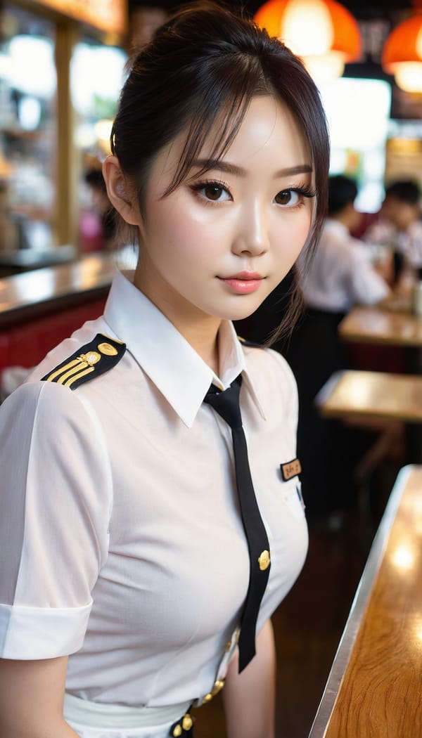 Tags: 21872187, SDXL
{"3": {"inputs": {"seed": 679437789882474, "steps": 64, "cfg": 7.47, "sampler_name": "dpmpp_2m", "scheduler": "karras", "denoise": 1.0, "model": ["27", 0], "positive": ["6", 0], "negative": ["7", 0], "latent_image": ["5", 0]}, "class_type": "KSampler"}, "4": {"inputs": {"ckpt_name": "juggernautxl.safetensors"}, "class_type": "CheckpointLoaderSimple"}, "5": {"inputs": {"width": 768, "height": 1344, "batch_size": 1}, "class_type": "EmptyLatentImage"}, "6": {"inputs": {"text": "27 year old girl, (irish:0.97), (chinese:1.10), (korean:1.07), (seductive facial expression:1.02), (seductive pose:1.10), (sexy lips:0.99), (eyelashes:1.11), (idol:0.96), (beautiful eyes:1.12), (cute:1.12), (blush:0.99), (detailed face:1.09), (pale skin:0.95), (double eyelids:1.00), (temptress:1.03), (slim:1.13), (perky ass:1.04), (exposed ass:1.05), (looking back:0.98), (sexy ass:0.99), (thigh gap:1.13), (a waitress in uniform:1.01) working at a restaurant, (natural looking skin:1.04), (portra:1.04), (RAW:1.02), (detailed skin:1.07), (soft lighting:1.03), (skin fuzz:1.01), (film:1.08), (candid cinema:1.02), (textured skin:1.09)", "clip": ["27", 1]}, "class_type": "CLIPTextEncode"}, "7": {"inputs": {"text": "(open mouth:1.08), (worst quality:1.14), (bad hands:1.10), (low resolution:1.11), (distorted:1.08), (twisted:1.08), (watermark:1.09)", "clip": ["27", 1]}, "class_type": "CLIPTextEncode"}, "8": {"inputs": {"samples": ["3", 0], "vae": ["4", 2]}, "class_type": "VAEDecode"}, "25": {"inputs": {"lora_name": "nudify_xl.safetensors", "strength_model": 0.26, "strength_clip": 0.02, "model": ["4", 0], "clip": ["4", 1]}, "class_type": "LoraLoader"}, "26": {"inputs": {"lora_name": "shirtlift_SDXL_v2.safetensors", "strength_model": 0.05, "strength_clip": 0.18, "model": ["25", 0], "clip": ["25", 1]}, "class_type": "LoraLoader"}, "27": {"inputs": {"lora_name": "PerfectEyesXL.safetensors", "strength_model": 0.01, "strength_clip": 0.07, "model": ["26", 0], "clip": ["26", 1]}, "class_type": "LoraLoader"}, "30": {"inputs": {"model_name": "4x_NMKD-Superscale-SP_178000_G.pth"}, "class_type": "UpscaleModelLoader"}, "31": {"inputs": {"upscale_model": ["30", 0], "image": ["8", 0]}, "class_type": "ImageUpscaleWithModel"}, "32": {"inputs": {"upscale_method": "lanczos", "scale_by": 0.5, "image": ["31", 0]}, "class_type": "ImageScaleBy"}, "33": {"inputs": {"pixels": ["32", 0], "vae": ["4", 2]}, "class_type": "VAEEncode"}, "34": {"inputs": {"seed": 679437789882474, "steps": 64, "cfg": 7.47, "sampler_name": "dpmpp_2m", "scheduler": "karras", "denoise": 0.3, "model": ["27", 0], "positive": ["6", 0], "negative": ["7", 0], "latent_image": ["33", 0]}, "class_type": "KSampler"}, "36": {"inputs": {"samples": ["34", 0], "vae": ["4", 2]}, "class_type": "VAEDecode"}, "39": {"inputs": {"filename_prefix": "comfyapi-1735853151629", "images": ["36", 0]}, "class_type": "SaveImage"}}