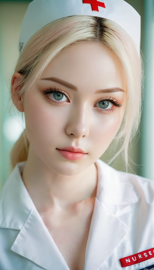 Tags: 21872187, SDXL
{"3": {"inputs": {"seed": 383007723182984, "steps": 64, "cfg": 6.21, "sampler_name": "dpmpp_2m", "scheduler": "karras", "denoise": 1.0, "model": ["27", 0], "positive": ["6", 0], "negative": ["7", 0], "latent_image": ["5", 0]}, "class_type": "KSampler"}, "4": {"inputs": {"ckpt_name": "juggernautxl.safetensors"}, "class_type": "CheckpointLoaderSimple"}, "5": {"inputs": {"width": 768, "height": 1344, "batch_size": 1}, "class_type": "EmptyLatentImage"}, "6": {"inputs": {"text": "24 year old girl, (seductive pose:0.96), (pale skin:1.14), (detailed face:1.08), (slim:1.01), (double eyelids:0.95), (idol:1.00), (temptress:1.04), (beautiful eyes:1.09), (blush:1.00), (seductive facial expression:1.04), (sexy lips:0.98), (cute:1.07), (eyelashes:1.01), (on all fours:1.08), (spreading ass cheeks:0.98), (from behind:1.04), (backboob:0.97), (nurse in uniform:1.14) working in a hospital ward, (skin fuzz:1.04), (detailed skin:1.08), (RAW:1.05), (film:1.04), (soft lighting:1.00), (candid cinema:1.06), (portra:1.09), (textured skin:1.01), (natural looking skin:1.04)", "clip": ["27", 1]}, "class_type": "CLIPTextEncode"}, "7": {"inputs": {"text": "(distorted:1.08), (low resolution:1.07), (open mouth:1.05), (bad hands:1.08), (worst quality:1.11), (watermark:1.06), (twisted:1.05)", "clip": ["27", 1]}, "class_type": "CLIPTextEncode"}, "8": {"inputs": {"samples": ["3", 0], "vae": ["4", 2]}, "class_type": "VAEDecode"}, "25": {"inputs": {"lora_name": "nudify_xl.safetensors", "strength_model": 0.27, "strength_clip": 0.13, "model": ["4", 0], "clip": ["4", 1]}, "class_type": "LoraLoader"}, "26": {"inputs": {"lora_name": "shirtlift_SDXL_v2.safetensors", "strength_model": 0.06, "strength_clip": 0.19, "model": ["25", 0], "clip": ["25", 1]}, "class_type": "LoraLoader"}, "27": {"inputs": {"lora_name": "PerfectEyesXL.safetensors", "strength_model": 0.19, "strength_clip": 0.12, "model": ["26", 0], "clip": ["26", 1]}, "class_type": "LoraLoader"}, "30": {"inputs": {"model_name": "4x_NMKD-Superscale-SP_178000_G.pth"}, "class_type": "UpscaleModelLoader"}, "31": {"inputs": {"upscale_model": ["30", 0], "image": ["8", 0]}, "class_type": "ImageUpscaleWithModel"}, "32": {"inputs": {"upscale_method": "lanczos", "scale_by": 0.5, "image": ["31", 0]}, "class_type": "ImageScaleBy"}, "33": {"inputs": {"pixels": ["32", 0], "vae": ["4", 2]}, "class_type": "VAEEncode"}, "34": {"inputs": {"seed": 383007723182984, "steps": 64, "cfg": 6.21, "sampler_name": "dpmpp_2m", "scheduler": "karras", "denoise": 0.3, "model": ["27", 0], "positive": ["6", 0], "negative": ["7", 0], "latent_image": ["33", 0]}, "class_type": "KSampler"}, "36": {"inputs": {"samples": ["34", 0], "vae": ["4", 2]}, "class_type": "VAEDecode"}, "39": {"inputs": {"filename_prefix": "comfyapi-1730233661243", "images": ["36", 0]}, "class_type": "SaveImage"}}