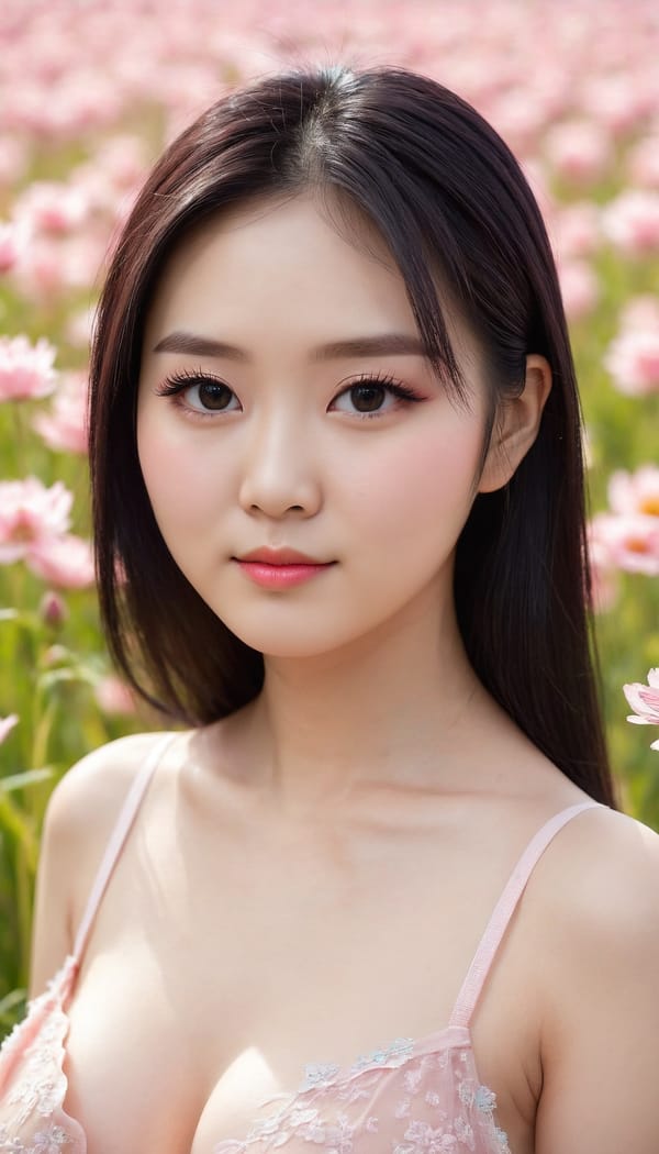 Tags: 21872187, SDXL
{"3": {"inputs": {"seed": 214538056389876, "steps": 64, "cfg": 7.48, "sampler_name": "dpmpp_2m", "scheduler": "karras", "denoise": 1.0, "model": ["27", 0], "positive": ["6", 0], "negative": ["7", 0], "latent_image": ["5", 0]}, "class_type": "KSampler"}, "4": {"inputs": {"ckpt_name": "juggernautXL_v8Rundiffusion.safetensors"}, "class_type": "CheckpointLoaderSimple"}, "5": {"inputs": {"width": 768, "height": 1344, "batch_size": 1}, "class_type": "EmptyLatentImage"}, "6": {"inputs": {"text": "27 year old girl, (chinese:1.01), (detailed face:1.09), (eyelashes:1.02), (blush:1.05), (cute:1.10), (seductive pose:0.96), (idol:1.03), (temptress:1.01), (sexy lips:1.07), (double eyelids:1.07), (beautiful eyes:1.13), (seductive facial expression:1.03), (slim:1.01), (pale skin:1.09), (in a seductive pose:0.98), (large perky breasts:1.04), (cleavage:1.03), (thigh gap:1.13), wearing (translucent clothes:0.98) on a flower field, (film:1.08), (textured skin:1.09), (soft lighting:1.08), (skin fuzz:1.00), (detailed skin:1.02), (candid cinema:1.00), (natural looking skin:1.03), (RAW:1.04), (portra:1.03)", "clip": ["27", 1]}, "class_type": "CLIPTextEncode"}, "7": {"inputs": {"text": "(bad hands:1.10), (twisted:1.11), (low resolution:1.09), (worst quality:1.11), (distorted:1.05), (open mouth:1.12), (watermark:1.11)", "clip": ["27", 1]}, "class_type": "CLIPTextEncode"}, "8": {"inputs": {"samples": ["3", 0], "vae": ["4", 2]}, "class_type": "VAEDecode"}, "25": {"inputs": {"lora_name": "nudify_xl.safetensors", "strength_model": 0.15, "strength_clip": 0.03, "model": ["4", 0], "clip": ["4", 1]}, "class_type": "LoraLoader"}, "26": {"inputs": {"lora_name": "shirtlift_SDXL_v2.safetensors", "strength_model": 0.03, "strength_clip": 0.07, "model": ["25", 0], "clip": ["25", 1]}, "class_type": "LoraLoader"}, "27": {"inputs": {"lora_name": "PerfectEyesXL.safetensors", "strength_model": 0.0, "strength_clip": 0.17, "model": ["26", 0], "clip": ["26", 1]}, "class_type": "LoraLoader"}, "30": {"inputs": {"model_name": "4x_NMKD-Superscale-SP_178000_G.pth"}, "class_type": "UpscaleModelLoader"}, "31": {"inputs": {"upscale_model": ["30", 0], "image": ["8", 0]}, "class_type": "ImageUpscaleWithModel"}, "32": {"inputs": {"upscale_method": "lanczos", "scale_by": 0.5, "image": ["31", 0]}, "class_type": "ImageScaleBy"}, "33": {"inputs": {"pixels": ["32", 0], "vae": ["4", 2]}, "class_type": "VAEEncode"}, "34": {"inputs": {"seed": 214538056389876, "steps": 64, "cfg": 7.48, "sampler_name": "dpmpp_2m", "scheduler": "karras", "denoise": 0.3, "model": ["27", 0], "positive": ["6", 0], "negative": ["7", 0], "latent_image": ["33", 0]}, "class_type": "KSampler"}, "36": {"inputs": {"samples": ["34", 0], "vae": ["4", 2]}, "class_type": "VAEDecode"}, "39": {"inputs": {"filename_prefix": "comfyapi-1708179325984", "images": ["36", 0]}, "class_type": "SaveImage"}}