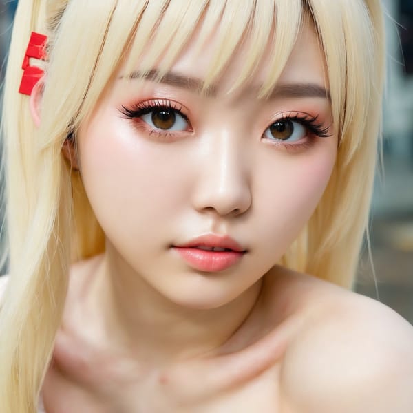 Tags: 21872187, SDXL
{"3": {"inputs": {"seed": 458507153420547, "steps": 64, "cfg": 5.39, "sampler_name": "dpmpp_2m", "scheduler": "karras", "denoise": 1.0, "model": ["27", 0], "positive": ["6", 0], "negative": ["7", 0], "latent_image": ["5", 0]}, "class_type": "KSampler"}, "4": {"inputs": {"ckpt_name": "juggernautxl.safetensors"}, "class_type": "CheckpointLoaderSimple"}, "5": {"inputs": {"width": 1024, "height": 1024, "batch_size": 1}, "class_type": "EmptyLatentImage"}, "6": {"inputs": {"text": "20 year old girl, (chinese:1.08), (ukrainian:1.00), (idol:1.03), (double eyelids:1.11), (seductive facial expression:0.97), (temptress:0.96), (eyelashes:1.04), (seductive pose:1.01), (cute:1.05), (sexy lips:1.03), (detailed face:1.07), (beautiful eyes:1.06), (blush:1.07), (pale skin:1.09), (slim:1.02), (on all fours:1.12), (spreading ass cheeks:1.04), (from behind:1.12), (backboob:1.09), (in a cosplay:1.06) at comiket posing for camera, (skin fuzz:1.05), (RAW:1.05), (film:1.06), (detailed skin:1.06), (natural looking skin:1.00), (candid cinema:1.05), (portra:1.09), (textured skin:1.04), (soft lighting:1.01)", "clip": ["27", 1]}, "class_type": "CLIPTextEncode"}, "7": {"inputs": {"text": "(watermark:1.07), (bad hands:1.10), (distorted:1.12), (worst quality:1.07), (low resolution:1.06), (open mouth:1.13)", "clip": ["27", 1]}, "class_type": "CLIPTextEncode"}, "8": {"inputs": {"samples": ["3", 0], "vae": ["4", 2]}, "class_type": "VAEDecode"}, "25": {"inputs": {"lora_name": "nudify_xl.safetensors", "strength_model": 0.19, "strength_clip": 0.22, "model": ["4", 0], "clip": ["4", 1]}, "class_type": "LoraLoader"}, "26": {"inputs": {"lora_name": "shirtlift_SDXL_v2.safetensors", "strength_model": 0.1, "strength_clip": 0.06, "model": ["25", 0], "clip": ["25", 1]}, "class_type": "LoraLoader"}, "27": {"inputs": {"lora_name": "PerfectEyesXL.safetensors", "strength_model": 0.17, "strength_clip": 0.16, "model": ["26", 0], "clip": ["26", 1]}, "class_type": "LoraLoader"}, "30": {"inputs": {"model_name": "4x_NMKD-Superscale-SP_178000_G.pth"}, "class_type": "UpscaleModelLoader"}, "31": {"inputs": {"upscale_model": ["30", 0], "image": ["8", 0]}, "class_type": "ImageUpscaleWithModel"}, "32": {"inputs": {"upscale_method": "lanczos", "scale_by": 0.5, "image": ["31", 0]}, "class_type": "ImageScaleBy"}, "33": {"inputs": {"pixels": ["32", 0], "vae": ["4", 2]}, "class_type": "VAEEncode"}, "34": {"inputs": {"seed": 458507153420547, "steps": 64, "cfg": 5.39, "sampler_name": "dpmpp_2m", "scheduler": "karras", "denoise": 0.3, "model": ["27", 0], "positive": ["6", 0], "negative": ["7", 0], "latent_image": ["33", 0]}, "class_type": "KSampler"}, "36": {"inputs": {"samples": ["34", 0], "vae": ["4", 2]}, "class_type": "VAEDecode"}, "39": {"inputs": {"filename_prefix": "comfyapi-1713179710327", "images": ["36", 0]}, "class_type": "SaveImage"}}