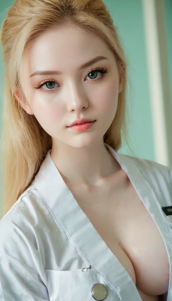 Tags: 21872187, SDXL
{"3": {"inputs": {"seed": 586126865297672, "steps": 32, "cfg": 5.83, "sampler_name": "dpmpp_2m", "scheduler": "karras", "denoise": 1.0, "model": ["27", 0], "positive": ["6", 0], "negative": ["7", 0], "latent_image": ["5", 0]}, "class_type": "KSampler"}, "4": {"inputs": {"ckpt_name": "juggernautxl.safetensors"}, "class_type": "CheckpointLoaderSimple"}, "5": {"inputs": {"width": 768, "height": 1344, "batch_size": 1}, "class_type": "EmptyLatentImage"}, "6": {"inputs": {"text": "19 year old girl, (seductive facial expression:1.14), (seductive pose:1.03), (beautiful eyes:1.02), (pale skin:1.13), (eyelashes:1.09), (sexy lips:1.02), (idol:1.00), (cute:1.08), (slim:1.13), (temptress:1.09), (double eyelids:1.05), (in a seductive pose:1.12), (large perky breasts:1.04), (cleavage:1.13), (thigh gap:1.11), (nurse in uniform:1.10) working in a hospital ward, (film:1.05), (soft lighting:1.06), (RAW:1.07), (skin fuzz:1.00), (detailed skin:1.09), (textured skin:1.06), (portra:1.03), (natural looking skin:1.02), (candid cinema:1.00)", "clip": ["27", 1]}, "class_type": "CLIPTextEncode"}, "7": {"inputs": {"text": "(bad hands:1.08), (distorted:1.05), (watermark:1.05), (open mouth:1.12), (twisted:1.10), (low resolution:1.07), (worst quality:1.13)", "clip": ["27", 1]}, "class_type": "CLIPTextEncode"}, "8": {"inputs": {"samples": ["3", 0], "vae": ["4", 2]}, "class_type": "VAEDecode"}, "25": {"inputs": {"lora_name": "nudify_xl.safetensors", "strength_model": 0.37, "strength_clip": 0.22, "model": ["4", 0], "clip": ["4", 1]}, "class_type": "LoraLoader"}, "26": {"inputs": {"lora_name": "shirtlift_SDXL_v2.safetensors", "strength_model": 0.0, "strength_clip": 0.08, "model": ["25", 0], "clip": ["25", 1]}, "class_type": "LoraLoader"}, "27": {"inputs": {"lora_name": "PerfectEyesXL.safetensors", "strength_model": 0.13, "strength_clip": 0.17, "model": ["26", 0], "clip": ["26", 1]}, "class_type": "LoraLoader"}, "30": {"inputs": {"model_name": "4x_NMKD-Superscale-SP_178000_G.pth"}, "class_type": "UpscaleModelLoader"}, "31": {"inputs": {"upscale_model": ["30", 0], "image": ["8", 0]}, "class_type": "ImageUpscaleWithModel"}, "32": {"inputs": {"upscale_method": "lanczos", "scale_by": 0.5, "image": ["31", 0]}, "class_type": "ImageScaleBy"}, "33": {"inputs": {"pixels": ["32", 0], "vae": ["4", 2]}, "class_type": "VAEEncode"}, "34": {"inputs": {"seed": 586126865297672, "steps": 32, "cfg": 5.83, "sampler_name": "dpmpp_2m", "scheduler": "karras", "denoise": 0.3, "model": ["27", 0], "positive": ["6", 0], "negative": ["7", 0], "latent_image": ["33", 0]}, "class_type": "KSampler"}, "36": {"inputs": {"samples": ["34", 0], "vae": ["4", 2]}, "class_type": "VAEDecode"}, "39": {"inputs": {"filename_prefix": "comfyapi-1733807805214", "images": ["36", 0]}, "class_type": "SaveImage"}}