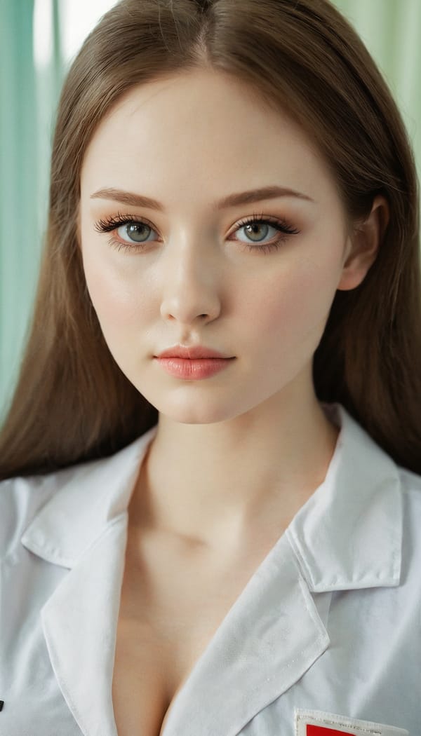 Tags: 21872187, SDXL
{"3": {"inputs": {"seed": 769365573705335, "steps": 64, "cfg": 7.4, "sampler_name": "dpmpp_2m", "scheduler": "karras", "denoise": 1.0, "model": ["27", 0], "positive": ["6", 0], "negative": ["7", 0], "latent_image": ["5", 0]}, "class_type": "KSampler"}, "4": {"inputs": {"ckpt_name": "juggernautxl.safetensors"}, "class_type": "CheckpointLoaderSimple"}, "5": {"inputs": {"width": 768, "height": 1344, "batch_size": 1}, "class_type": "EmptyLatentImage"}, "6": {"inputs": {"text": "27 year old girl, (russian:1.10), (beautiful eyes:1.01), (pale skin:0.99), (detailed face:1.12), (seductive pose:0.99), (cute:0.95), (eyelashes:1.06), (temptress:0.98), (idol:1.06), (sexy lips:1.13), (blush:1.11), (double eyelids:1.03), (slim:1.02), (seductive facial expression:1.03), (in a seductive pose:1.01), (large perky breasts:1.13), (cleavage:1.09), (thigh gap:0.97), (nurse in uniform:1.02) working in a hospital ward, (candid cinema:1.09), (RAW:1.08), (textured skin:1.02), (film:1.00), (portra:1.00), (soft lighting:1.07), (skin fuzz:1.09), (detailed skin:1.05), (natural looking skin:1.02)", "clip": ["27", 1]}, "class_type": "CLIPTextEncode"}, "7": {"inputs": {"text": "(bad hands:1.07), (low resolution:1.11), (watermark:1.14), (distorted:1.06), (twisted:1.14), (worst quality:1.05), (open mouth:1.05)", "clip": ["27", 1]}, "class_type": "CLIPTextEncode"}, "8": {"inputs": {"samples": ["3", 0], "vae": ["4", 2]}, "class_type": "VAEDecode"}, "25": {"inputs": {"lora_name": "nudify_xl.safetensors", "strength_model": 0.11, "strength_clip": 0.06, "model": ["4", 0], "clip": ["4", 1]}, "class_type": "LoraLoader"}, "26": {"inputs": {"lora_name": "shirtlift_SDXL_v2.safetensors", "strength_model": 0.13, "strength_clip": 0.0, "model": ["25", 0], "clip": ["25", 1]}, "class_type": "LoraLoader"}, "27": {"inputs": {"lora_name": "PerfectEyesXL.safetensors", "strength_model": 0.07, "strength_clip": 0.1, "model": ["26", 0], "clip": ["26", 1]}, "class_type": "LoraLoader"}, "30": {"inputs": {"model_name": "4x_NMKD-Superscale-SP_178000_G.pth"}, "class_type": "UpscaleModelLoader"}, "31": {"inputs": {"upscale_model": ["30", 0], "image": ["8", 0]}, "class_type": "ImageUpscaleWithModel"}, "32": {"inputs": {"upscale_method": "lanczos", "scale_by": 0.5, "image": ["31", 0]}, "class_type": "ImageScaleBy"}, "33": {"inputs": {"pixels": ["32", 0], "vae": ["4", 2]}, "class_type": "VAEEncode"}, "34": {"inputs": {"seed": 769365573705335, "steps": 64, "cfg": 7.4, "sampler_name": "dpmpp_2m", "scheduler": "karras", "denoise": 0.3, "model": ["27", 0], "positive": ["6", 0], "negative": ["7", 0], "latent_image": ["33", 0]}, "class_type": "KSampler"}, "36": {"inputs": {"samples": ["34", 0], "vae": ["4", 2]}, "class_type": "VAEDecode"}, "39": {"inputs": {"filename_prefix": "comfyapi-1732036226570", "images": ["36", 0]}, "class_type": "SaveImage"}}