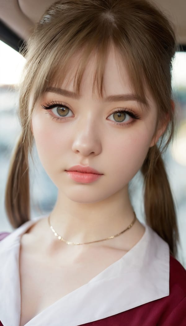 Tags: 21872187, SDXL
{"3": {"inputs": {"seed": 344930542153657, "steps": 64, "cfg": 5.52, "sampler_name": "dpmpp_2m", "scheduler": "karras", "denoise": 1.0, "model": ["27", 0], "positive": ["6", 0], "negative": ["7", 0], "latent_image": ["5", 0]}, "class_type": "KSampler"}, "4": {"inputs": {"ckpt_name": "juggernautxl.safetensors"}, "class_type": "CheckpointLoaderSimple"}, "5": {"inputs": {"width": 768, "height": 1344, "batch_size": 1}, "class_type": "EmptyLatentImage"}, "6": {"inputs": {"text": "19 year old girl, (seductive facial expression:0.96), (pale skin:1.09), (idol:1.14), (eyelashes:1.05), (temptress:0.96), (blush:1.00), (detailed face:1.04), (cute:1.03), (beautiful eyes:1.03), (sexy lips:1.09), (double eyelids:1.13), (slim:1.11), (seductive pose:1.13), (in a seductive pose:1.12), (large perky breasts:1.11), (cleavage:1.08), (thigh gap:0.96), (school uniform:0.99), choker, busy street, (candid cinema:1.00), (textured skin:1.09), (film:1.09), (natural looking skin:1.03), (detailed skin:1.03), (portra:1.09), (RAW:1.04), (soft lighting:1.02), (skin fuzz:1.07)", "clip": ["27", 1]}, "class_type": "CLIPTextEncode"}, "7": {"inputs": {"text": "(open mouth:1.09), (bad hands:1.07), (worst quality:1.08), (twisted:1.07), (distorted:1.12), (watermark:1.09), (low resolution:1.11)", "clip": ["27", 1]}, "class_type": "CLIPTextEncode"}, "8": {"inputs": {"samples": ["3", 0], "vae": ["4", 2]}, "class_type": "VAEDecode"}, "25": {"inputs": {"lora_name": "nudify_xl.safetensors", "strength_model": 0.25, "strength_clip": 0.34, "model": ["4", 0], "clip": ["4", 1]}, "class_type": "LoraLoader"}, "26": {"inputs": {"lora_name": "shirtlift_SDXL_v2.safetensors", "strength_model": 0.1, "strength_clip": 0.02, "model": ["25", 0], "clip": ["25", 1]}, "class_type": "LoraLoader"}, "27": {"inputs": {"lora_name": "PerfectEyesXL.safetensors", "strength_model": 0.16, "strength_clip": 0.09, "model": ["26", 0], "clip": ["26", 1]}, "class_type": "LoraLoader"}, "30": {"inputs": {"model_name": "4x_NMKD-Superscale-SP_178000_G.pth"}, "class_type": "UpscaleModelLoader"}, "31": {"inputs": {"upscale_model": ["30", 0], "image": ["8", 0]}, "class_type": "ImageUpscaleWithModel"}, "32": {"inputs": {"upscale_method": "lanczos", "scale_by": 0.5, "image": ["31", 0]}, "class_type": "ImageScaleBy"}, "33": {"inputs": {"pixels": ["32", 0], "vae": ["4", 2]}, "class_type": "VAEEncode"}, "34": {"inputs": {"seed": 344930542153657, "steps": 64, "cfg": 5.52, "sampler_name": "dpmpp_2m", "scheduler": "karras", "denoise": 0.3, "model": ["27", 0], "positive": ["6", 0], "negative": ["7", 0], "latent_image": ["33", 0]}, "class_type": "KSampler"}, "36": {"inputs": {"samples": ["34", 0], "vae": ["4", 2]}, "class_type": "VAEDecode"}, "39": {"inputs": {"filename_prefix": "comfyapi-1724933098955", "images": ["36", 0]}, "class_type": "SaveImage"}}