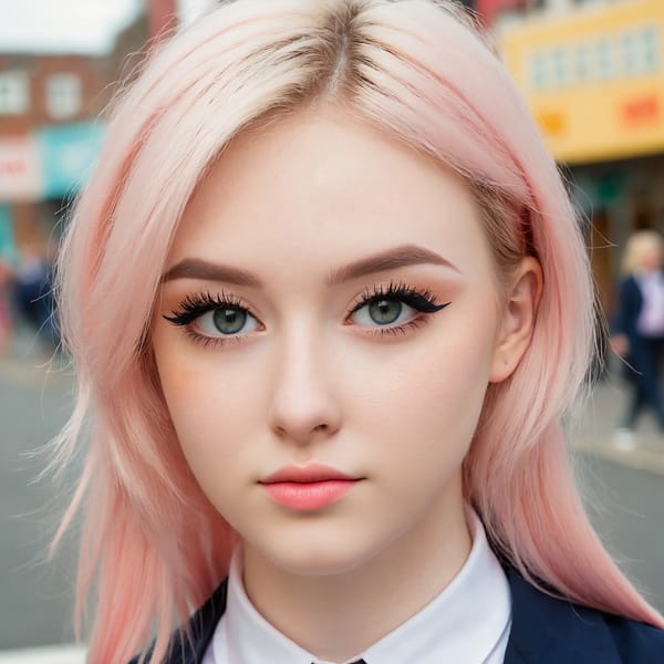 Tags: 21872187, SDXL
{"3": {"inputs": {"seed": 386762847002980, "steps": 64, "cfg": 7.42, "sampler_name": "dpmpp_2m", "scheduler": "karras", "denoise": 1.0, "model": ["27", 0], "positive": ["6", 0], "negative": ["7", 0], "latent_image": ["5", 0]}, "class_type": "KSampler"}, "4": {"inputs": {"ckpt_name": "juggernautXL_v8Rundiffusion.safetensors"}, "class_type": "CheckpointLoaderSimple"}, "5": {"inputs": {"width": 1024, "height": 1024, "batch_size": 1}, "class_type": "EmptyLatentImage"}, "6": {"inputs": {"text": "21 year old girl, (irish:1.00), (blush:1.12), (idol:1.01), (seductive pose:1.05), (sexy lips:0.96), (detailed face:1.00), (double eyelids:1.10), (seductive facial expression:1.13), (eyelashes:0.98), (slim:1.08), (cute:1.07), (pale skin:1.05), (beautiful eyes:0.97), (temptress:1.01), (in a seductive pose:0.95), (large perky breasts:1.03), (cleavage:0.98), (thigh gap:0.97), (school uniform:1.09), choker, busy street, (detailed skin:1.06), (natural looking skin:1.06), (portra:1.02), (film:1.05), (textured skin:1.02), (soft lighting:1.06), (candid cinema:1.09), (RAW:1.00), (skin fuzz:1.03)", "clip": ["27", 1]}, "class_type": "CLIPTextEncode"}, "7": {"inputs": {"text": "(bad hands:1.10), (open mouth:1.07), (watermark:1.05), (worst quality:1.14), (twisted:1.10), (distorted:1.11), (low resolution:1.07)", "clip": ["27", 1]}, "class_type": "CLIPTextEncode"}, "8": {"inputs": {"samples": ["3", 0], "vae": ["4", 2]}, "class_type": "VAEDecode"}, "25": {"inputs": {"lora_name": "nudify_xl.safetensors", "strength_model": 0.28, "strength_clip": 0.18, "model": ["4", 0], "clip": ["4", 1]}, "class_type": "LoraLoader"}, "26": {"inputs": {"lora_name": "shirtlift_SDXL_v2.safetensors", "strength_model": 0.17, "strength_clip": 0.13, "model": ["25", 0], "clip": ["25", 1]}, "class_type": "LoraLoader"}, "27": {"inputs": {"lora_name": "PerfectEyesXL.safetensors", "strength_model": 0.18, "strength_clip": 0.01, "model": ["26", 0], "clip": ["26", 1]}, "class_type": "LoraLoader"}, "30": {"inputs": {"model_name": "4x_NMKD-Superscale-SP_178000_G.pth"}, "class_type": "UpscaleModelLoader"}, "31": {"inputs": {"upscale_model": ["30", 0], "image": ["8", 0]}, "class_type": "ImageUpscaleWithModel"}, "32": {"inputs": {"upscale_method": "lanczos", "scale_by": 0.5, "image": ["31", 0]}, "class_type": "ImageScaleBy"}, "33": {"inputs": {"pixels": ["32", 0], "vae": ["4", 2]}, "class_type": "VAEEncode"}, "34": {"inputs": {"seed": 386762847002980, "steps": 64, "cfg": 7.42, "sampler_name": "dpmpp_2m", "scheduler": "karras", "denoise": 0.3, "model": ["27", 0], "positive": ["6", 0], "negative": ["7", 0], "latent_image": ["33", 0]}, "class_type": "KSampler"}, "36": {"inputs": {"samples": ["34", 0], "vae": ["4", 2]}, "class_type": "VAEDecode"}, "39": {"inputs": {"filename_prefix": "comfyapi-1707697596078", "images": ["36", 0]}, "class_type": "SaveImage"}}