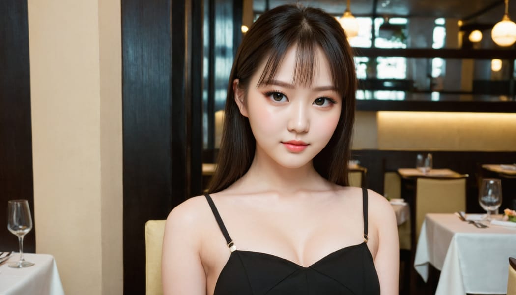 Tags: 21872187, SDXL
{"3": {"inputs": {"seed": 895257703147667, "steps": 32, "cfg": 7.8, "sampler_name": "dpmpp_2m", "scheduler": "karras", "denoise": 1.0, "model": ["27", 0], "positive": ["6", 0], "negative": ["7", 0], "latent_image": ["5", 0]}, "class_type": "KSampler"}, "4": {"inputs": {"ckpt_name": "juggernautXL_v8Rundiffusion.safetensors"}, "class_type": "CheckpointLoaderSimple"}, "5": {"inputs": {"width": 1344, "height": 768, "batch_size": 1}, "class_type": "EmptyLatentImage"}, "6": {"inputs": {"text": "18 year old girl, (ukrainian:1.09), (japanese:0.97), (korean:0.98), (seductive facial expression:1.06), (beautiful eyes:1.05), (idol:0.99), (eyelashes:1.11), (blush:1.02), (sexy lips:1.11), (cute:1.02), (temptress:1.13), (seductive pose:1.00), (detailed face:1.00), (pale skin:1.04), (slim:1.12), (double eyelids:1.10), (perky ass:0.97), (exposed ass:1.14), (looking back:1.11), (sexy ass:0.99), (thigh gap:1.10), (wearing a little black dress:0.98) at a fine dining restaurant, (RAW:1.00), (film:1.06), (candid cinema:1.04), (natural looking skin:1.02), (textured skin:1.02), (portra:1.01), (detailed skin:1.07), (soft lighting:1.01), (skin fuzz:1.09)", "clip": ["27", 1]}, "class_type": "CLIPTextEncode"}, "7": {"inputs": {"text": "(bad hands:1.14), (worst quality:1.12), (open mouth:1.12), (watermark:1.06), (low resolution:1.13), (twisted:1.13), (distorted:1.13)", "clip": ["27", 1]}, "class_type": "CLIPTextEncode"}, "8": {"inputs": {"samples": ["3", 0], "vae": ["4", 2]}, "class_type": "VAEDecode"}, "25": {"inputs": {"lora_name": "nudify_xl.safetensors", "strength_model": 0.05, "strength_clip": 0.21, "model": ["4", 0], "clip": ["4", 1]}, "class_type": "LoraLoader"}, "26": {"inputs": {"lora_name": "shirtlift_SDXL_v2.safetensors", "strength_model": 0.1, "strength_clip": 0.03, "model": ["25", 0], "clip": ["25", 1]}, "class_type": "LoraLoader"}, "27": {"inputs": {"lora_name": "PerfectEyesXL.safetensors", "strength_model": 0.17, "strength_clip": 0.16, "model": ["26", 0], "clip": ["26", 1]}, "class_type": "LoraLoader"}, "30": {"inputs": {"model_name": "4x_NMKD-Superscale-SP_178000_G.pth"}, "class_type": "UpscaleModelLoader"}, "31": {"inputs": {"upscale_model": ["30", 0], "image": ["8", 0]}, "class_type": "ImageUpscaleWithModel"}, "32": {"inputs": {"upscale_method": "lanczos", "scale_by": 0.5, "image": ["31", 0]}, "class_type": "ImageScaleBy"}, "33": {"inputs": {"pixels": ["32", 0], "vae": ["4", 2]}, "class_type": "VAEEncode"}, "34": {"inputs": {"seed": 895257703147667, "steps": 32, "cfg": 7.8, "sampler_name": "dpmpp_2m", "scheduler": "karras", "denoise": 0.3, "model": ["27", 0], "positive": ["6", 0], "negative": ["7", 0], "latent_image": ["33", 0]}, "class_type": "KSampler"}, "36": {"inputs": {"samples": ["34", 0], "vae": ["4", 2]}, "class_type": "VAEDecode"}, "39": {"inputs": {"filename_prefix": "comfyapi-1708099813576", "images": ["36", 0]}, "class_type": "SaveImage"}}