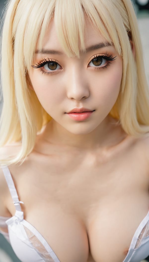 Tags: 21872187, SDXL
{"3": {"inputs": {"seed": 820399432376082, "steps": 32, "cfg": 5.16, "sampler_name": "dpmpp_2m", "scheduler": "karras", "denoise": 1.0, "model": ["27", 0], "positive": ["6", 0], "negative": ["7", 0], "latent_image": ["5", 0]}, "class_type": "KSampler"}, "4": {"inputs": {"ckpt_name": "juggernautxl.safetensors"}, "class_type": "CheckpointLoaderSimple"}, "5": {"inputs": {"width": 768, "height": 1344, "batch_size": 1}, "class_type": "EmptyLatentImage"}, "6": {"inputs": {"text": "26 year old girl, (irish:1.00), (japanese:1.03), (seductive facial expression:1.11), (temptress:1.01), (detailed face:1.13), (idol:1.00), (cute:1.11), (slim:1.06), (sexy lips:1.12), (seductive pose:1.10), (eyelashes:1.14), (beautiful eyes:1.12), (double eyelids:1.03), (pale skin:1.01), (blush:0.97), (perky ass:1.07), (exposed ass:1.02), (looking back:1.00), (sexy ass:1.00), (thigh gap:1.08), (in a cosplay:1.13) at comiket posing for camera, (natural looking skin:1.09), (soft lighting:1.07), (candid cinema:1.04), (film:1.03), (skin fuzz:1.05), (textured skin:1.09), (portra:1.09), (detailed skin:1.04)", "clip": ["27", 1]}, "class_type": "CLIPTextEncode"}, "7": {"inputs": {"text": "(worst quality:1.14), (open mouth:1.07), (watermark:1.13), (distorted:1.12), (bad hands:1.12), (low resolution:1.07), (twisted:1.12)", "clip": ["27", 1]}, "class_type": "CLIPTextEncode"}, "8": {"inputs": {"samples": ["3", 0], "vae": ["4", 2]}, "class_type": "VAEDecode"}, "25": {"inputs": {"lora_name": "nudify_xl.safetensors", "strength_model": 0.25, "strength_clip": 0.16, "model": ["4", 0], "clip": ["4", 1]}, "class_type": "LoraLoader"}, "26": {"inputs": {"lora_name": "shirtlift_SDXL_v2.safetensors", "strength_model": 0.05, "strength_clip": 0.19, "model": ["25", 0], "clip": ["25", 1]}, "class_type": "LoraLoader"}, "27": {"inputs": {"lora_name": "PerfectEyesXL.safetensors", "strength_model": 0.17, "strength_clip": 0.12, "model": ["26", 0], "clip": ["26", 1]}, "class_type": "LoraLoader"}, "30": {"inputs": {"model_name": "4x_NMKD-Superscale-SP_178000_G.pth"}, "class_type": "UpscaleModelLoader"}, "31": {"inputs": {"upscale_model": ["30", 0], "image": ["8", 0]}, "class_type": "ImageUpscaleWithModel"}, "32": {"inputs": {"upscale_method": "lanczos", "scale_by": 0.5, "image": ["31", 0]}, "class_type": "ImageScaleBy"}, "33": {"inputs": {"pixels": ["32", 0], "vae": ["4", 2]}, "class_type": "VAEEncode"}, "34": {"inputs": {"seed": 820399432376082, "steps": 32, "cfg": 5.16, "sampler_name": "dpmpp_2m", "scheduler": "karras", "denoise": 0.3, "model": ["27", 0], "positive": ["6", 0], "negative": ["7", 0], "latent_image": ["33", 0]}, "class_type": "KSampler"}, "36": {"inputs": {"samples": ["34", 0], "vae": ["4", 2]}, "class_type": "VAEDecode"}, "39": {"inputs": {"filename_prefix": "comfyapi-1726812855587", "images": ["36", 0]}, "class_type": "SaveImage"}}