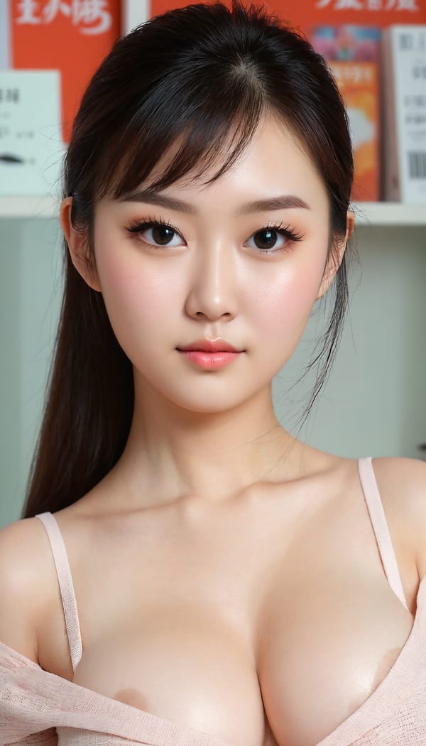 Tags: 21872187, SDXL
{"3": {"inputs": {"seed": 692056668644168, "steps": 32, "cfg": 7.17, "sampler_name": "dpmpp_2m", "scheduler": "karras", "denoise": 1.0, "model": ["27", 0], "positive": ["6", 0], "negative": ["7", 0], "latent_image": ["5", 0]}, "class_type": "KSampler"}, "4": {"inputs": {"ckpt_name": "juggernautXL_v8Rundiffusion.safetensors"}, "class_type": "CheckpointLoaderSimple"}, "5": {"inputs": {"width": 768, "height": 1344, "batch_size": 1}, "class_type": "EmptyLatentImage"}, "6": {"inputs": {"text": "20 year old girl, (chinese:1.13), (eyelashes:1.11), (seductive facial expression:0.95), (idol:1.05), (slim:1.12), (blush:0.99), (detailed face:1.05), (sexy lips:1.14), (double eyelids:1.02), (cute:1.03), (pale skin:1.03), (beautiful eyes:1.06), (seductive pose:1.08), (in a seductive pose:1.00), (large perky breasts:1.08), (cleavage:1.14), (thigh gap:1.07), (an office lady:1.06), (candid cinema:1.08), (skin fuzz:1.06), (soft lighting:1.03), (film:1.03), (textured skin:1.03), (RAW:1.04), (portra:1.08), (natural looking skin:1.02), (detailed skin:1.05)", "clip": ["27", 1]}, "class_type": "CLIPTextEncode"}, "7": {"inputs": {"text": "(low resolution:1.06), (worst quality:1.09), (distorted:1.08), (bad hands:1.14), (open mouth:1.06), (twisted:1.11)", "clip": ["27", 1]}, "class_type": "CLIPTextEncode"}, "8": {"inputs": {"samples": ["3", 0], "vae": ["4", 2]}, "class_type": "VAEDecode"}, "25": {"inputs": {"lora_name": "nudify_xl.safetensors", "strength_model": 0.22, "strength_clip": 0.09, "model": ["4", 0], "clip": ["4", 1]}, "class_type": "LoraLoader"}, "26": {"inputs": {"lora_name": "shirtlift_SDXL_v2.safetensors", "strength_model": 0.03, "strength_clip": 0.06, "model": ["25", 0], "clip": ["25", 1]}, "class_type": "LoraLoader"}, "27": {"inputs": {"lora_name": "PerfectEyesXL.safetensors", "strength_model": 0.17, "strength_clip": 0.15, "model": ["26", 0], "clip": ["26", 1]}, "class_type": "LoraLoader"}, "30": {"inputs": {"model_name": "4x_NMKD-Superscale-SP_178000_G.pth"}, "class_type": "UpscaleModelLoader"}, "31": {"inputs": {"upscale_model": ["30", 0], "image": ["8", 0]}, "class_type": "ImageUpscaleWithModel"}, "32": {"inputs": {"upscale_method": "lanczos", "scale_by": 0.5, "image": ["31", 0]}, "class_type": "ImageScaleBy"}, "33": {"inputs": {"pixels": ["32", 0], "vae": ["4", 2]}, "class_type": "VAEEncode"}, "34": {"inputs": {"seed": 692056668644168, "steps": 32, "cfg": 7.17, "sampler_name": "dpmpp_2m", "scheduler": "karras", "denoise": 0.3, "model": ["27", 0], "positive": ["6", 0], "negative": ["7", 0], "latent_image": ["33", 0]}, "class_type": "KSampler"}, "36": {"inputs": {"samples": ["34", 0], "vae": ["4", 2]}, "class_type": "VAEDecode"}, "39": {"inputs": {"filename_prefix": "comfyapi-1708139275484", "images": ["36", 0]}, "class_type": "SaveImage"}}