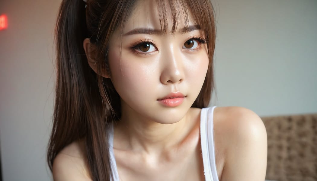 Tags: 21872187, SDXL
{"3": {"inputs": {"seed": 764352829231148, "steps": 64, "cfg": 6.06, "sampler_name": "dpmpp_2m", "scheduler": "karras", "denoise": 1.0, "model": ["27", 0], "positive": ["6", 0], "negative": ["7", 0], "latent_image": ["5", 0]}, "class_type": "KSampler"}, "4": {"inputs": {"ckpt_name": "juggernautxl.safetensors"}, "class_type": "CheckpointLoaderSimple"}, "5": {"inputs": {"width": 1344, "height": 768, "batch_size": 1}, "class_type": "EmptyLatentImage"}, "6": {"inputs": {"text": "20 year old girl, (japanese:1.13), (slim:1.03), (blush:0.96), (double eyelids:1.04), (detailed face:1.02), (seductive pose:1.10), (seductive facial expression:1.11), (idol:1.11), (temptress:1.12), (beautiful eyes:1.00), (pale skin:1.11), (eyelashes:1.05), (cute:1.09), (sexy lips:1.11), (perky ass:1.12), (exposed ass:1.10), (looking back:1.13), (sexy ass:1.05), (thigh gap:1.05), (white tanktop:1.06), busy street, (soft lighting:1.07), (film:1.01), (skin fuzz:1.08), (textured skin:1.04), (detailed skin:1.05), (candid cinema:1.01), (RAW:1.04), (portra:1.04), (natural looking skin:1.02)", "clip": ["27", 1]}, "class_type": "CLIPTextEncode"}, "7": {"inputs": {"text": "(bad hands:1.14), (distorted:1.07), (worst quality:1.13), (open mouth:1.12), (twisted:1.10), (watermark:1.11)", "clip": ["27", 1]}, "class_type": "CLIPTextEncode"}, "8": {"inputs": {"samples": ["3", 0], "vae": ["4", 2]}, "class_type": "VAEDecode"}, "25": {"inputs": {"lora_name": "nudify_xl.safetensors", "strength_model": 0.0, "strength_clip": 0.14, "model": ["4", 0], "clip": ["4", 1]}, "class_type": "LoraLoader"}, "26": {"inputs": {"lora_name": "shirtlift_SDXL_v2.safetensors", "strength_model": 0.05, "strength_clip": 0.18, "model": ["25", 0], "clip": ["25", 1]}, "class_type": "LoraLoader"}, "27": {"inputs": {"lora_name": "PerfectEyesXL.safetensors", "strength_model": 0.09, "strength_clip": 0.06, "model": ["26", 0], "clip": ["26", 1]}, "class_type": "LoraLoader"}, "30": {"inputs": {"model_name": "4x_NMKD-Superscale-SP_178000_G.pth"}, "class_type": "UpscaleModelLoader"}, "31": {"inputs": {"upscale_model": ["30", 0], "image": ["8", 0]}, "class_type": "ImageUpscaleWithModel"}, "32": {"inputs": {"upscale_method": "lanczos", "scale_by": 0.5, "image": ["31", 0]}, "class_type": "ImageScaleBy"}, "33": {"inputs": {"pixels": ["32", 0], "vae": ["4", 2]}, "class_type": "VAEEncode"}, "34": {"inputs": {"seed": 764352829231148, "steps": 64, "cfg": 6.06, "sampler_name": "dpmpp_2m", "scheduler": "karras", "denoise": 0.3, "model": ["27", 0], "positive": ["6", 0], "negative": ["7", 0], "latent_image": ["33", 0]}, "class_type": "KSampler"}, "36": {"inputs": {"samples": ["34", 0], "vae": ["4", 2]}, "class_type": "VAEDecode"}, "39": {"inputs": {"filename_prefix": "comfyapi-1734577762729", "images": ["36", 0]}, "class_type": "SaveImage"}}