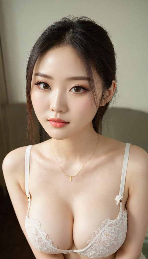 Tags: 21872187, SDXL
{"3": {"inputs": {"seed": 882436035947044, "steps": 64, "cfg": 5.21, "sampler_name": "dpmpp_2m", "scheduler": "karras", "denoise": 1.0, "model": ["27", 0], "positive": ["6", 0], "negative": ["7", 0], "latent_image": ["5", 0]}, "class_type": "KSampler"}, "4": {"inputs": {"ckpt_name": "juggernautxl.safetensors"}, "class_type": "CheckpointLoaderSimple"}, "5": {"inputs": {"width": 768, "height": 1344, "batch_size": 1}, "class_type": "EmptyLatentImage"}, "6": {"inputs": {"text": "26 year old girl, (chinese:1.05), (irish:1.06), (slim:1.05), (pale skin:1.04), (idol:1.02), (beautiful eyes:1.04), (double eyelids:1.13), (seductive pose:1.14), (cute:1.08), (blush:1.03), (detailed face:1.09), (temptress:0.97), (sexy lips:0.98), (seductive facial expression:1.12), (in a seductive pose:1.06), (large perky breasts:0.98), (cleavage:1.11), (thigh gap:1.00), (an office lady:1.05), (film:1.05), (detailed skin:1.03), (portra:1.00), (textured skin:1.03), (RAW:1.05), (candid cinema:1.08), (skin fuzz:1.09), (natural looking skin:1.06), (soft lighting:1.08)", "clip": ["27", 1]}, "class_type": "CLIPTextEncode"}, "7": {"inputs": {"text": "(distorted:1.13), (low resolution:1.13), (bad hands:1.10), (open mouth:1.10), (twisted:1.14), (watermark:1.09), (worst quality:1.14)", "clip": ["27", 1]}, "class_type": "CLIPTextEncode"}, "8": {"inputs": {"samples": ["3", 0], "vae": ["4", 2]}, "class_type": "VAEDecode"}, "25": {"inputs": {"lora_name": "nudify_xl.safetensors", "strength_model": 0.09, "strength_clip": 0.27, "model": ["4", 0], "clip": ["4", 1]}, "class_type": "LoraLoader"}, "26": {"inputs": {"lora_name": "shirtlift_SDXL_v2.safetensors", "strength_model": 0.03, "strength_clip": 0.15, "model": ["25", 0], "clip": ["25", 1]}, "class_type": "LoraLoader"}, "27": {"inputs": {"lora_name": "PerfectEyesXL.safetensors", "strength_model": 0.13, "strength_clip": 0.11, "model": ["26", 0], "clip": ["26", 1]}, "class_type": "LoraLoader"}, "30": {"inputs": {"model_name": "4x_NMKD-Superscale-SP_178000_G.pth"}, "class_type": "UpscaleModelLoader"}, "31": {"inputs": {"upscale_model": ["30", 0], "image": ["8", 0]}, "class_type": "ImageUpscaleWithModel"}, "32": {"inputs": {"upscale_method": "lanczos", "scale_by": 0.5, "image": ["31", 0]}, "class_type": "ImageScaleBy"}, "33": {"inputs": {"pixels": ["32", 0], "vae": ["4", 2]}, "class_type": "VAEEncode"}, "34": {"inputs": {"seed": 882436035947044, "steps": 64, "cfg": 5.21, "sampler_name": "dpmpp_2m", "scheduler": "karras", "denoise": 0.3, "model": ["27", 0], "positive": ["6", 0], "negative": ["7", 0], "latent_image": ["33", 0]}, "class_type": "KSampler"}, "36": {"inputs": {"samples": ["34", 0], "vae": ["4", 2]}, "class_type": "VAEDecode"}, "39": {"inputs": {"filename_prefix": "comfyapi-1725384039639", "images": ["36", 0]}, "class_type": "SaveImage"}}