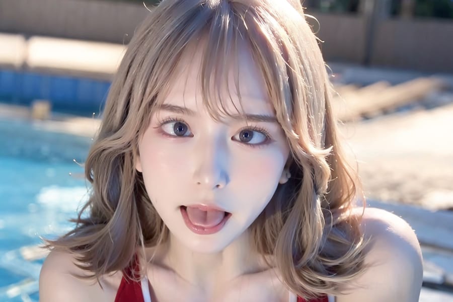 Tags: 21872187
<lora:mix4:0.64>, <lora:JapaneseDollLikeness_v15:0.74>, <lora:YaeMiko_Test:0.73>, (russian:0.94), (ukrainian:0.96), (swimsuit:1.14), swimming pool, <lora:ahegao-x-v4:0.62>, ahegao face, pleasure, extremely detailed face, cute, (photorealistic:0.97), seductive smile, double eyelids, eyelashes, pale skin, perky breasts, 4K, RAW, best quality, sharp, hyper realistic, 1girl, (stunningly attractive:1.17)
Negative prompt: drawings, sketches, paintings, disfigured, (worst quality:2.17)
Steps: 48, Sampler: DPM++ 2M Karras, CFG scale: 6.81, Seed: 985176798, Size: 768x512, Model hash: fc2511737a, Model: chilloutmix_NiPrunedFp32Fix, Seed resize from: -1x-1, Denoising strength: 0.45, Version: v1.2.1, Hires upscale: 2.0, Hires steps: 16, Hires upscaler: ESRGAN_4x