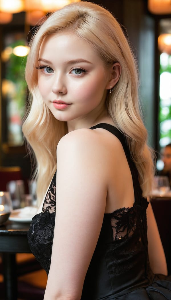 Tags: 21872187, SDXL
{"3": {"inputs": {"seed": 288959855390266, "steps": 64, "cfg": 7.48, "sampler_name": "dpmpp_2m", "scheduler": "karras", "denoise": 1.0, "model": ["27", 0], "positive": ["6", 0], "negative": ["7", 0], "latent_image": ["5", 0]}, "class_type": "KSampler"}, "4": {"inputs": {"ckpt_name": "juggernautxl.safetensors"}, "class_type": "CheckpointLoaderSimple"}, "5": {"inputs": {"width": 768, "height": 1344, "batch_size": 1}, "class_type": "EmptyLatentImage"}, "6": {"inputs": {"text": "18 year old girl, (seductive pose:1.05), (idol:1.01), (sexy lips:1.10), (beautiful eyes:0.96), (seductive facial expression:1.13), (temptress:1.04), (eyelashes:1.12), (blush:1.11), (pale skin:1.10), (double eyelids:0.96), (slim:1.04), (detailed face:0.98), (cute:1.02), (on all fours:0.96), (spreading ass cheeks:1.12), (from behind:1.13), (backboob:0.97), (wearing a little black dress:1.07) at a fine dining restaurant, (portra:1.00), (natural looking skin:1.05), (film:1.09), (candid cinema:1.03), (soft lighting:1.08), (RAW:1.08), (detailed skin:1.03), (textured skin:1.09), (skin fuzz:1.06)", "clip": ["27", 1]}, "class_type": "CLIPTextEncode"}, "7": {"inputs": {"text": "(open mouth:1.13), (worst quality:1.08), (watermark:1.10), (twisted:1.06), (bad hands:1.05), (distorted:1.10), (low resolution:1.05)", "clip": ["27", 1]}, "class_type": "CLIPTextEncode"}, "8": {"inputs": {"samples": ["3", 0], "vae": ["4", 2]}, "class_type": "VAEDecode"}, "25": {"inputs": {"lora_name": "nudify_xl.safetensors", "strength_model": 0.12, "strength_clip": 0.31, "model": ["4", 0], "clip": ["4", 1]}, "class_type": "LoraLoader"}, "26": {"inputs": {"lora_name": "shirtlift_SDXL_v2.safetensors", "strength_model": 0.17, "strength_clip": 0.11, "model": ["25", 0], "clip": ["25", 1]}, "class_type": "LoraLoader"}, "27": {"inputs": {"lora_name": "PerfectEyesXL.safetensors", "strength_model": 0.18, "strength_clip": 0.14, "model": ["26", 0], "clip": ["26", 1]}, "class_type": "LoraLoader"}, "30": {"inputs": {"model_name": "4x_NMKD-Superscale-SP_178000_G.pth"}, "class_type": "UpscaleModelLoader"}, "31": {"inputs": {"upscale_model": ["30", 0], "image": ["8", 0]}, "class_type": "ImageUpscaleWithModel"}, "32": {"inputs": {"upscale_method": "lanczos", "scale_by": 0.5, "image": ["31", 0]}, "class_type": "ImageScaleBy"}, "33": {"inputs": {"pixels": ["32", 0], "vae": ["4", 2]}, "class_type": "VAEEncode"}, "34": {"inputs": {"seed": 288959855390266, "steps": 64, "cfg": 7.48, "sampler_name": "dpmpp_2m", "scheduler": "karras", "denoise": 0.3, "model": ["27", 0], "positive": ["6", 0], "negative": ["7", 0], "latent_image": ["33", 0]}, "class_type": "KSampler"}, "36": {"inputs": {"samples": ["34", 0], "vae": ["4", 2]}, "class_type": "VAEDecode"}, "39": {"inputs": {"filename_prefix": "comfyapi-1726914232486", "images": ["36", 0]}, "class_type": "SaveImage"}}