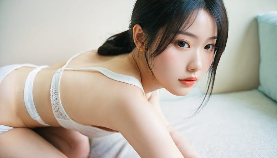 Tags: 21872187, SDXL
{"3": {"inputs": {"seed": 462442731533025, "steps": 64, "cfg": 7.37, "sampler_name": "dpmpp_2m", "scheduler": "karras", "denoise": 1.0, "model": ["27", 0], "positive": ["6", 0], "negative": ["7", 0], "latent_image": ["5", 0]}, "class_type": "KSampler"}, "4": {"inputs": {"ckpt_name": "leosamsHelloworldSDXL_helloworldSDXL32DPO.safetensors"}, "class_type": "CheckpointLoaderSimple"}, "5": {"inputs": {"width": 1344, "height": 768, "batch_size": 1}, "class_type": "EmptyLatentImage"}, "6": {"inputs": {"text": "22 year old girl, (taiwanese:1.00), (russian:1.12), (korean:1.14), (japanese:1.04), (chinese:1.12), (detailed face:1.11), (temptress:1.01), (pale skin:1.04), (sexy lips:1.09), (blush:1.00), (eyelashes:0.98), (beautiful eyes:1.00), (seductive facial expression:1.01), (double eyelids:1.10), (idol:1.07), (cute:1.03), (slim:1.04), (seductive pose:1.09), (on all fours:1.10), (spreading ass cheeks:0.98), (from behind:1.13), (backboob:1.05), (white tanktop:0.96), busy street, (film:1.08), (RAW:1.01), (natural looking skin:1.05), (portra:1.06), (skin fuzz:1.04), (textured skin:1.01), (soft lighting:1.07), (detailed skin:1.05), (candid cinema:1.04)", "clip": ["27", 1]}, "class_type": "CLIPTextEncode"}, "7": {"inputs": {"text": "(low resolution:1.05), (open mouth:1.05), (distorted:1.07), (watermark:1.10), (bad hands:1.12), (twisted:1.05), (worst quality:1.05)", "clip": ["27", 1]}, "class_type": "CLIPTextEncode"}, "8": {"inputs": {"samples": ["3", 0], "vae": ["4", 2]}, "class_type": "VAEDecode"}, "25": {"inputs": {"lora_name": "nudify_xl.safetensors", "strength_model": 0.11, "strength_clip": 0.03, "model": ["4", 0], "clip": ["4", 1]}, "class_type": "LoraLoader"}, "26": {"inputs": {"lora_name": "shirtlift_SDXL_v2.safetensors", "strength_model": 0.12, "strength_clip": 0.0, "model": ["25", 0], "clip": ["25", 1]}, "class_type": "LoraLoader"}, "27": {"inputs": {"lora_name": "PerfectEyesXL.safetensors", "strength_model": 0.13, "strength_clip": 0.12, "model": ["26", 0], "clip": ["26", 1]}, "class_type": "LoraLoader"}, "30": {"inputs": {"model_name": "4x_NMKD-Superscale-SP_178000_G.pth"}, "class_type": "UpscaleModelLoader"}, "31": {"inputs": {"upscale_model": ["30", 0], "image": ["8", 0]}, "class_type": "ImageUpscaleWithModel"}, "32": {"inputs": {"upscale_method": "lanczos", "scale_by": 0.5, "image": ["31", 0]}, "class_type": "ImageScaleBy"}, "33": {"inputs": {"pixels": ["32", 0], "vae": ["4", 2]}, "class_type": "VAEEncode"}, "34": {"inputs": {"seed": 462442731533025, "steps": 64, "cfg": 7.37, "sampler_name": "dpmpp_2m", "scheduler": "karras", "denoise": 0.3, "model": ["27", 0], "positive": ["6", 0], "negative": ["7", 0], "latent_image": ["33", 0]}, "class_type": "KSampler"}, "36": {"inputs": {"samples": ["34", 0], "vae": ["4", 2]}, "class_type": "VAEDecode"}, "39": {"inputs": {"filename_prefix": "comfyapi-1708210106681", "images": ["36", 0]}, "class_type": "SaveImage"}}