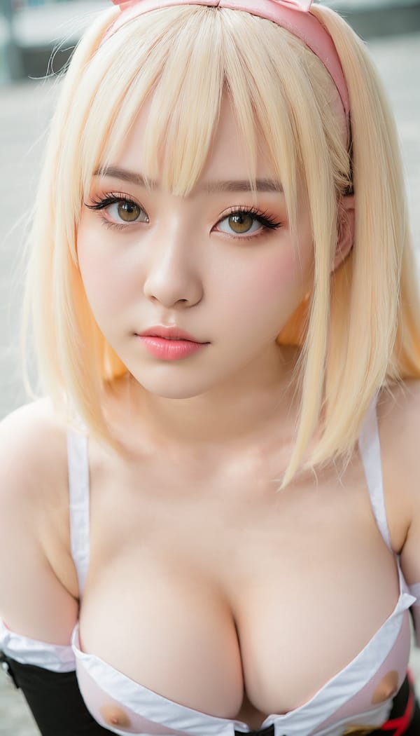 Tags: 21872187, SDXL
{"3": {"inputs": {"seed": 590871178188689, "steps": 32, "cfg": 7.74, "sampler_name": "dpmpp_2m", "scheduler": "karras", "denoise": 1.0, "model": ["27", 0], "positive": ["6", 0], "negative": ["7", 0], "latent_image": ["5", 0]}, "class_type": "KSampler"}, "4": {"inputs": {"ckpt_name": "juggernautxl.safetensors"}, "class_type": "CheckpointLoaderSimple"}, "5": {"inputs": {"width": 768, "height": 1344, "batch_size": 1}, "class_type": "EmptyLatentImage"}, "6": {"inputs": {"text": "21 year old girl, (sexy lips:1.07), (cute:1.13), (seductive facial expression:1.03), (seductive pose:1.09), (eyelashes:0.98), (idol:1.02), (temptress:1.09), (detailed face:0.97), (pale skin:1.08), (double eyelids:1.04), (beautiful eyes:1.12), (blush:1.14), (slim:1.02), (on all fours:1.04), (spreading ass cheeks:1.02), (from behind:1.11), (backboob:1.03), (in a cosplay:1.11) at comiket posing for camera, (RAW:1.02), (film:1.03), (skin fuzz:1.01), (candid cinema:1.04), (detailed skin:1.02), (portra:1.06), (natural looking skin:1.00), (soft lighting:1.09), (textured skin:1.07)", "clip": ["27", 1]}, "class_type": "CLIPTextEncode"}, "7": {"inputs": {"text": "(twisted:1.12), (open mouth:1.06), (low resolution:1.14), (bad hands:1.05), (distorted:1.13), (worst quality:1.10), (watermark:1.05)", "clip": ["27", 1]}, "class_type": "CLIPTextEncode"}, "8": {"inputs": {"samples": ["3", 0], "vae": ["4", 2]}, "class_type": "VAEDecode"}, "25": {"inputs": {"lora_name": "nudify_xl.safetensors", "strength_model": 0.0, "strength_clip": 0.24, "model": ["4", 0], "clip": ["4", 1]}, "class_type": "LoraLoader"}, "26": {"inputs": {"lora_name": "shirtlift_SDXL_v2.safetensors", "strength_model": 0.13, "strength_clip": 0.0, "model": ["25", 0], "clip": ["25", 1]}, "class_type": "LoraLoader"}, "27": {"inputs": {"lora_name": "PerfectEyesXL.safetensors", "strength_model": 0.16, "strength_clip": 0.19, "model": ["26", 0], "clip": ["26", 1]}, "class_type": "LoraLoader"}, "30": {"inputs": {"model_name": "4x_NMKD-Superscale-SP_178000_G.pth"}, "class_type": "UpscaleModelLoader"}, "31": {"inputs": {"upscale_model": ["30", 0], "image": ["8", 0]}, "class_type": "ImageUpscaleWithModel"}, "32": {"inputs": {"upscale_method": "lanczos", "scale_by": 0.5, "image": ["31", 0]}, "class_type": "ImageScaleBy"}, "33": {"inputs": {"pixels": ["32", 0], "vae": ["4", 2]}, "class_type": "VAEEncode"}, "34": {"inputs": {"seed": 590871178188689, "steps": 32, "cfg": 7.74, "sampler_name": "dpmpp_2m", "scheduler": "karras", "denoise": 0.3, "model": ["27", 0], "positive": ["6", 0], "negative": ["7", 0], "latent_image": ["33", 0]}, "class_type": "KSampler"}, "36": {"inputs": {"samples": ["34", 0], "vae": ["4", 2]}, "class_type": "VAEDecode"}, "39": {"inputs": {"filename_prefix": "comfyapi-1716376275596", "images": ["36", 0]}, "class_type": "SaveImage"}}