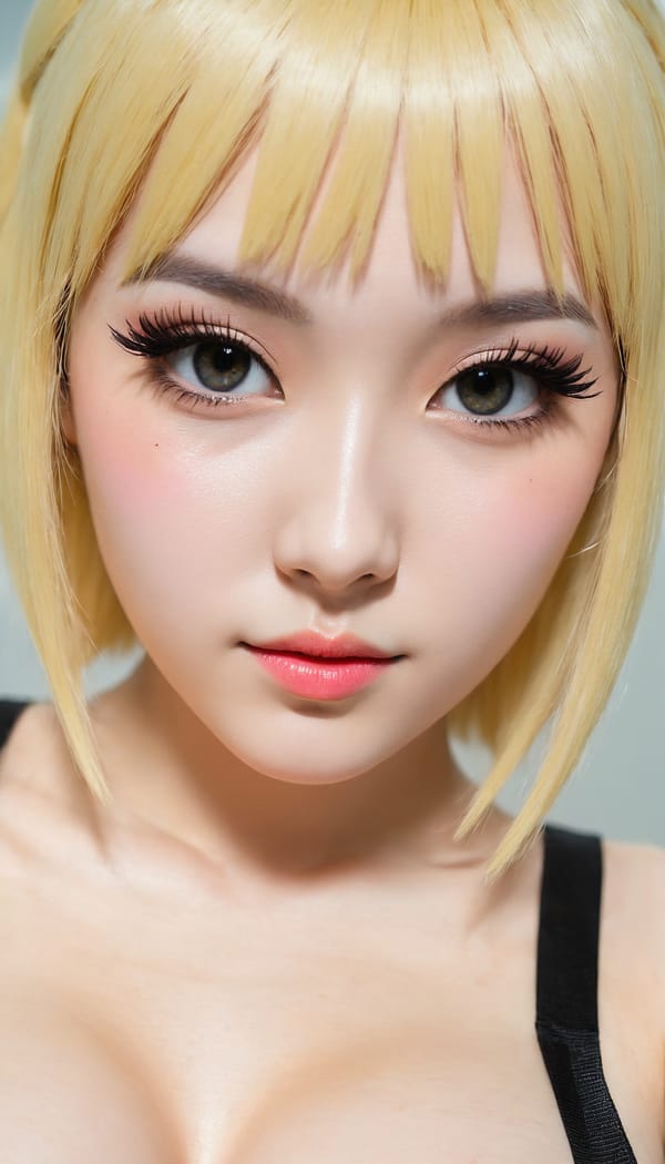 Tags: 21872187, SDXL
{"3": {"inputs": {"seed": 753948665480495, "steps": 32, "cfg": 7.18, "sampler_name": "dpmpp_2m", "scheduler": "karras", "denoise": 1.0, "model": ["27", 0], "positive": ["6", 0], "negative": ["7", 0], "latent_image": ["5", 0]}, "class_type": "KSampler"}, "4": {"inputs": {"ckpt_name": "juggernautXL_v8Rundiffusion.safetensors"}, "class_type": "CheckpointLoaderSimple"}, "5": {"inputs": {"width": 768, "height": 1344, "batch_size": 1}, "class_type": "EmptyLatentImage"}, "6": {"inputs": {"text": "27 year old girl, (sexy lips:1.09), (temptress:1.10), (cute:0.97), (seductive facial expression:1.01), (seductive pose:0.97), (blush:0.99), (pale skin:0.95), (detailed face:1.01), (eyelashes:0.98), (idol:1.13), (slim:1.06), (beautiful eyes:1.04), (double eyelids:0.99), (in a seductive pose:1.03), (large perky breasts:0.98), (cleavage:1.09), (thigh gap:1.14), (in a cosplay:1.05) at comiket posing for camera, (RAW:1.07), (portra:1.07), (natural looking skin:1.04), (soft lighting:1.05), (textured skin:1.00), (detailed skin:1.09), (skin fuzz:1.08), (film:1.03), (candid cinema:1.05)", "clip": ["27", 1]}, "class_type": "CLIPTextEncode"}, "7": {"inputs": {"text": "(low resolution:1.12), (worst quality:1.14), (open mouth:1.07), (distorted:1.09), (watermark:1.12), (bad hands:1.08), (twisted:1.14)", "clip": ["27", 1]}, "class_type": "CLIPTextEncode"}, "8": {"inputs": {"samples": ["3", 0], "vae": ["4", 2]}, "class_type": "VAEDecode"}, "25": {"inputs": {"lora_name": "nudify_xl.safetensors", "strength_model": 0.16, "strength_clip": 0.03, "model": ["4", 0], "clip": ["4", 1]}, "class_type": "LoraLoader"}, "26": {"inputs": {"lora_name": "shirtlift_SDXL_v2.safetensors", "strength_model": 0.04, "strength_clip": 0.17, "model": ["25", 0], "clip": ["25", 1]}, "class_type": "LoraLoader"}, "27": {"inputs": {"lora_name": "PerfectEyesXL.safetensors", "strength_model": 0.12, "strength_clip": 0.14, "model": ["26", 0], "clip": ["26", 1]}, "class_type": "LoraLoader"}, "30": {"inputs": {"model_name": "4x_NMKD-Superscale-SP_178000_G.pth"}, "class_type": "UpscaleModelLoader"}, "31": {"inputs": {"upscale_model": ["30", 0], "image": ["8", 0]}, "class_type": "ImageUpscaleWithModel"}, "32": {"inputs": {"upscale_method": "lanczos", "scale_by": 0.5, "image": ["31", 0]}, "class_type": "ImageScaleBy"}, "33": {"inputs": {"pixels": ["32", 0], "vae": ["4", 2]}, "class_type": "VAEEncode"}, "34": {"inputs": {"seed": 753948665480495, "steps": 32, "cfg": 7.18, "sampler_name": "dpmpp_2m", "scheduler": "karras", "denoise": 0.3, "model": ["27", 0], "positive": ["6", 0], "negative": ["7", 0], "latent_image": ["33", 0]}, "class_type": "KSampler"}, "36": {"inputs": {"samples": ["34", 0], "vae": ["4", 2]}, "class_type": "VAEDecode"}, "39": {"inputs": {"filename_prefix": "comfyapi-1707674632752", "images": ["36", 0]}, "class_type": "SaveImage"}}