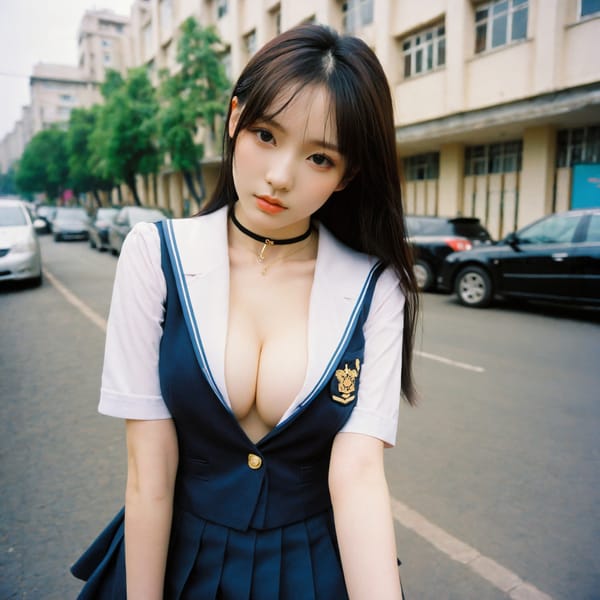 Tags: 21872187, SDXL
{"3": {"inputs": {"seed": 234859717228404, "steps": 64, "cfg": 7.9, "sampler_name": "dpmpp_2m", "scheduler": "karras", "denoise": 1.0, "model": ["27", 0], "positive": ["6", 0], "negative": ["7", 0], "latent_image": ["5", 0]}, "class_type": "KSampler"}, "4": {"inputs": {"ckpt_name": "helloworldxl.safetensors"}, "class_type": "CheckpointLoaderSimple"}, "5": {"inputs": {"width": 1024, "height": 1024, "batch_size": 1}, "class_type": "EmptyLatentImage"}, "6": {"inputs": {"text": "21 year old girl, (russian:1.05), (korean:1.13), (pale skin:1.07), (seductive pose:1.01), (beautiful eyes:1.09), (slim:1.03), (cute:0.95), (sexy lips:1.09), (detailed face:1.10), (double eyelids:1.06), (seductive facial expression:1.00), (idol:0.96), (eyelashes:1.09), (blush:1.14), (in a seductive pose:1.02), (large perky breasts:1.08), (cleavage:1.05), (thigh gap:1.11), (school uniform:1.14), choker, busy street, (detailed skin:1.06), (candid cinema:1.02), (film:1.08), (portra:1.01), (natural looking skin:1.01), (textured skin:1.03), (RAW:1.08), (skin fuzz:1.02), (soft lighting:1.09)", "clip": ["27", 1]}, "class_type": "CLIPTextEncode"}, "7": {"inputs": {"text": "(open mouth:1.11), (twisted:1.07), (low resolution:1.06), (bad hands:1.13), (distorted:1.09), (worst quality:1.10), (watermark:1.11)", "clip": ["27", 1]}, "class_type": "CLIPTextEncode"}, "8": {"inputs": {"samples": ["3", 0], "vae": ["4", 2]}, "class_type": "VAEDecode"}, "25": {"inputs": {"lora_name": "nudify_xl.safetensors", "strength_model": 0.03, "strength_clip": 0.15, "model": ["4", 0], "clip": ["4", 1]}, "class_type": "LoraLoader"}, "26": {"inputs": {"lora_name": "shirtlift_SDXL_v2.safetensors", "strength_model": 0.1, "strength_clip": 0.12, "model": ["25", 0], "clip": ["25", 1]}, "class_type": "LoraLoader"}, "27": {"inputs": {"lora_name": "PerfectEyesXL.safetensors", "strength_model": 0.16, "strength_clip": 0.18, "model": ["26", 0], "clip": ["26", 1]}, "class_type": "LoraLoader"}, "30": {"inputs": {"model_name": "4x_NMKD-Superscale-SP_178000_G.pth"}, "class_type": "UpscaleModelLoader"}, "31": {"inputs": {"upscale_model": ["30", 0], "image": ["8", 0]}, "class_type": "ImageUpscaleWithModel"}, "32": {"inputs": {"upscale_method": "lanczos", "scale_by": 0.5, "image": ["31", 0]}, "class_type": "ImageScaleBy"}, "33": {"inputs": {"pixels": ["32", 0], "vae": ["4", 2]}, "class_type": "VAEEncode"}, "34": {"inputs": {"seed": 234859717228404, "steps": 64, "cfg": 7.9, "sampler_name": "dpmpp_2m", "scheduler": "karras", "denoise": 0.3, "model": ["27", 0], "positive": ["6", 0], "negative": ["7", 0], "latent_image": ["33", 0]}, "class_type": "KSampler"}, "36": {"inputs": {"samples": ["34", 0], "vae": ["4", 2]}, "class_type": "VAEDecode"}, "39": {"inputs": {"filename_prefix": "comfyapi-1732754343737", "images": ["36", 0]}, "class_type": "SaveImage"}}