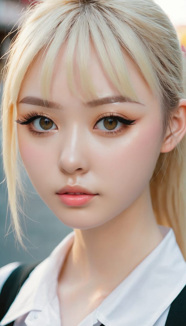 Tags: 21872187, SDXL
{"3": {"inputs": {"seed": 620780331209792, "steps": 32, "cfg": 7.59, "sampler_name": "dpmpp_2m", "scheduler": "karras", "denoise": 1.0, "model": ["27", 0], "positive": ["6", 0], "negative": ["7", 0], "latent_image": ["5", 0]}, "class_type": "KSampler"}, "4": {"inputs": {"ckpt_name": "juggernautxl.safetensors"}, "class_type": "CheckpointLoaderSimple"}, "5": {"inputs": {"width": 768, "height": 1344, "batch_size": 1}, "class_type": "EmptyLatentImage"}, "6": {"inputs": {"text": "22 year old girl, (eyelashes:1.07), (sexy lips:0.99), (seductive pose:1.10), (pale skin:1.12), (double eyelids:1.12), (slim:1.07), (blush:1.03), (cute:1.03), (seductive facial expression:1.09), (beautiful eyes:0.99), (idol:0.97), (detailed face:0.96), (in a seductive pose:1.09), (large perky breasts:0.95), (cleavage:1.07), (thigh gap:1.01), (school uniform:0.97), choker, busy street, (RAW:1.09), (skin fuzz:1.06), (natural looking skin:1.02), (textured skin:1.02), (film:1.04), (soft lighting:1.01), (detailed skin:1.06), (candid cinema:1.05), (portra:1.03)", "clip": ["27", 1]}, "class_type": "CLIPTextEncode"}, "7": {"inputs": {"text": "(low resolution:1.10), (watermark:1.06), (twisted:1.06), (worst quality:1.13), (open mouth:1.06), (bad hands:1.09), (distorted:1.05)", "clip": ["27", 1]}, "class_type": "CLIPTextEncode"}, "8": {"inputs": {"samples": ["3", 0], "vae": ["4", 2]}, "class_type": "VAEDecode"}, "25": {"inputs": {"lora_name": "nudify_xl.safetensors", "strength_model": 0.05, "strength_clip": 0.28, "model": ["4", 0], "clip": ["4", 1]}, "class_type": "LoraLoader"}, "26": {"inputs": {"lora_name": "shirtlift_SDXL_v2.safetensors", "strength_model": 0.03, "strength_clip": 0.17, "model": ["25", 0], "clip": ["25", 1]}, "class_type": "LoraLoader"}, "27": {"inputs": {"lora_name": "PerfectEyesXL.safetensors", "strength_model": 0.06, "strength_clip": 0.12, "model": ["26", 0], "clip": ["26", 1]}, "class_type": "LoraLoader"}, "30": {"inputs": {"model_name": "4x_NMKD-Superscale-SP_178000_G.pth"}, "class_type": "UpscaleModelLoader"}, "31": {"inputs": {"upscale_model": ["30", 0], "image": ["8", 0]}, "class_type": "ImageUpscaleWithModel"}, "32": {"inputs": {"upscale_method": "lanczos", "scale_by": 0.5, "image": ["31", 0]}, "class_type": "ImageScaleBy"}, "33": {"inputs": {"pixels": ["32", 0], "vae": ["4", 2]}, "class_type": "VAEEncode"}, "34": {"inputs": {"seed": 620780331209792, "steps": 32, "cfg": 7.59, "sampler_name": "dpmpp_2m", "scheduler": "karras", "denoise": 0.3, "model": ["27", 0], "positive": ["6", 0], "negative": ["7", 0], "latent_image": ["33", 0]}, "class_type": "KSampler"}, "36": {"inputs": {"samples": ["34", 0], "vae": ["4", 2]}, "class_type": "VAEDecode"}, "39": {"inputs": {"filename_prefix": "comfyapi-1732093315480", "images": ["36", 0]}, "class_type": "SaveImage"}}