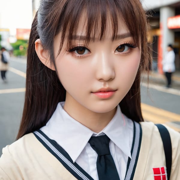 Tags: 21872187, SDXL
{"3": {"inputs": {"seed": 256466175700577, "steps": 64, "cfg": 7.37, "sampler_name": "dpmpp_2m", "scheduler": "karras", "denoise": 1.0, "model": ["27", 0], "positive": ["6", 0], "negative": ["7", 0], "latent_image": ["5", 0]}, "class_type": "KSampler"}, "4": {"inputs": {"ckpt_name": "juggernautxl.safetensors"}, "class_type": "CheckpointLoaderSimple"}, "5": {"inputs": {"width": 1024, "height": 1024, "batch_size": 1}, "class_type": "EmptyLatentImage"}, "6": {"inputs": {"text": "18 year old girl, (japanese:1.01), (seductive pose:1.10), (detailed face:1.09), (slim:0.96), (cute:1.04), (temptress:1.08), (blush:1.08), (beautiful eyes:0.97), (pale skin:1.14), (eyelashes:1.09), (sexy lips:0.98), (idol:1.10), (double eyelids:0.99), (perky ass:0.97), (exposed ass:1.08), (looking back:1.07), (sexy ass:1.14), (thigh gap:0.97), (school uniform:1.14), choker, busy street, (textured skin:1.00), (skin fuzz:1.09), (soft lighting:1.00), (detailed skin:1.00), (film:1.06), (RAW:1.01), (natural looking skin:1.01), (candid cinema:1.01), (portra:1.01)", "clip": ["27", 1]}, "class_type": "CLIPTextEncode"}, "7": {"inputs": {"text": "(watermark:1.14), (low resolution:1.10), (distorted:1.12), (worst quality:1.07), (bad hands:1.11), (open mouth:1.10), (twisted:1.14)", "clip": ["27", 1]}, "class_type": "CLIPTextEncode"}, "8": {"inputs": {"samples": ["3", 0], "vae": ["4", 2]}, "class_type": "VAEDecode"}, "25": {"inputs": {"lora_name": "nudify_xl.safetensors", "strength_model": 0.03, "strength_clip": 0.0, "model": ["4", 0], "clip": ["4", 1]}, "class_type": "LoraLoader"}, "26": {"inputs": {"lora_name": "shirtlift_SDXL_v2.safetensors", "strength_model": 0.02, "strength_clip": 0.06, "model": ["25", 0], "clip": ["25", 1]}, "class_type": "LoraLoader"}, "27": {"inputs": {"lora_name": "PerfectEyesXL.safetensors", "strength_model": 0.07, "strength_clip": 0.11, "model": ["26", 0], "clip": ["26", 1]}, "class_type": "LoraLoader"}, "30": {"inputs": {"model_name": "4x_NMKD-Superscale-SP_178000_G.pth"}, "class_type": "UpscaleModelLoader"}, "31": {"inputs": {"upscale_model": ["30", 0], "image": ["8", 0]}, "class_type": "ImageUpscaleWithModel"}, "32": {"inputs": {"upscale_method": "lanczos", "scale_by": 0.5, "image": ["31", 0]}, "class_type": "ImageScaleBy"}, "33": {"inputs": {"pixels": ["32", 0], "vae": ["4", 2]}, "class_type": "VAEEncode"}, "34": {"inputs": {"seed": 256466175700577, "steps": 64, "cfg": 7.37, "sampler_name": "dpmpp_2m", "scheduler": "karras", "denoise": 0.3, "model": ["27", 0], "positive": ["6", 0], "negative": ["7", 0], "latent_image": ["33", 0]}, "class_type": "KSampler"}, "36": {"inputs": {"samples": ["34", 0], "vae": ["4", 2]}, "class_type": "VAEDecode"}, "39": {"inputs": {"filename_prefix": "comfyapi-1734135507200", "images": ["36", 0]}, "class_type": "SaveImage"}}