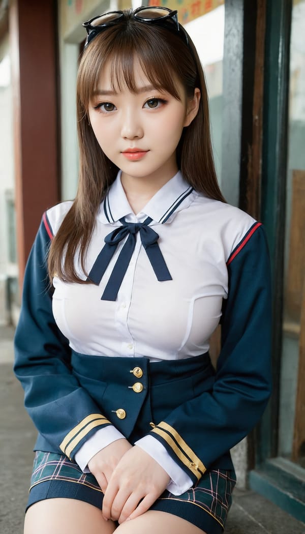 Tags: 21872187, SDXL
{"3": {"inputs": {"seed": 902907004439152, "steps": 64, "cfg": 7.7, "sampler_name": "dpmpp_2m", "scheduler": "karras", "denoise": 1.0, "model": ["27", 0], "positive": ["6", 0], "negative": ["7", 0], "latent_image": ["5", 0]}, "class_type": "KSampler"}, "4": {"inputs": {"ckpt_name": "juggernautXL_v8Rundiffusion.safetensors"}, "class_type": "CheckpointLoaderSimple"}, "5": {"inputs": {"width": 768, "height": 1344, "batch_size": 1}, "class_type": "EmptyLatentImage"}, "6": {"inputs": {"text": "20 year old girl, (japanese:1.11), (russian:1.06), (taiwanese:1.08), (irish:1.02), (double eyelids:1.14), (seductive pose:1.10), (idol:1.00), (sexy lips:1.09), (eyelashes:1.04), (temptress:0.99), (beautiful eyes:1.05), (slim:1.07), (blush:1.10), (seductive facial expression:1.08), (cute:1.05), (pale skin:1.04), (in a seductive pose:1.05), (large perky breasts:0.95), (cleavage:0.97), (thigh gap:1.02), (school uniform:1.14), choker, busy street, (skin fuzz:1.00), (RAW:1.05), (portra:1.05), (soft lighting:1.06), (detailed skin:1.07), (film:1.01), (textured skin:1.00), (candid cinema:1.07), (natural looking skin:1.03)", "clip": ["27", 1]}, "class_type": "CLIPTextEncode"}, "7": {"inputs": {"text": "(open mouth:1.07), (low resolution:1.06), (distorted:1.13), (twisted:1.08), (bad hands:1.09), (worst quality:1.07), (watermark:1.14)", "clip": ["27", 1]}, "class_type": "CLIPTextEncode"}, "8": {"inputs": {"samples": ["3", 0], "vae": ["4", 2]}, "class_type": "VAEDecode"}, "25": {"inputs": {"lora_name": "nudify_xl.safetensors", "strength_model": 0.06, "strength_clip": 0.21, "model": ["4", 0], "clip": ["4", 1]}, "class_type": "LoraLoader"}, "26": {"inputs": {"lora_name": "shirtlift_SDXL_v2.safetensors", "strength_model": 0.12, "strength_clip": 0.16, "model": ["25", 0], "clip": ["25", 1]}, "class_type": "LoraLoader"}, "27": {"inputs": {"lora_name": "PerfectEyesXL.safetensors", "strength_model": 0.0, "strength_clip": 0.16, "model": ["26", 0], "clip": ["26", 1]}, "class_type": "LoraLoader"}, "30": {"inputs": {"model_name": "4x_NMKD-Superscale-SP_178000_G.pth"}, "class_type": "UpscaleModelLoader"}, "31": {"inputs": {"upscale_model": ["30", 0], "image": ["8", 0]}, "class_type": "ImageUpscaleWithModel"}, "32": {"inputs": {"upscale_method": "lanczos", "scale_by": 0.5, "image": ["31", 0]}, "class_type": "ImageScaleBy"}, "33": {"inputs": {"pixels": ["32", 0], "vae": ["4", 2]}, "class_type": "VAEEncode"}, "34": {"inputs": {"seed": 902907004439152, "steps": 64, "cfg": 7.7, "sampler_name": "dpmpp_2m", "scheduler": "karras", "denoise": 0.3, "model": ["27", 0], "positive": ["6", 0], "negative": ["7", 0], "latent_image": ["33", 0]}, "class_type": "KSampler"}, "36": {"inputs": {"samples": ["34", 0], "vae": ["4", 2]}, "class_type": "VAEDecode"}, "39": {"inputs": {"filename_prefix": "comfyapi-1707786917396", "images": ["36", 0]}, "class_type": "SaveImage"}}