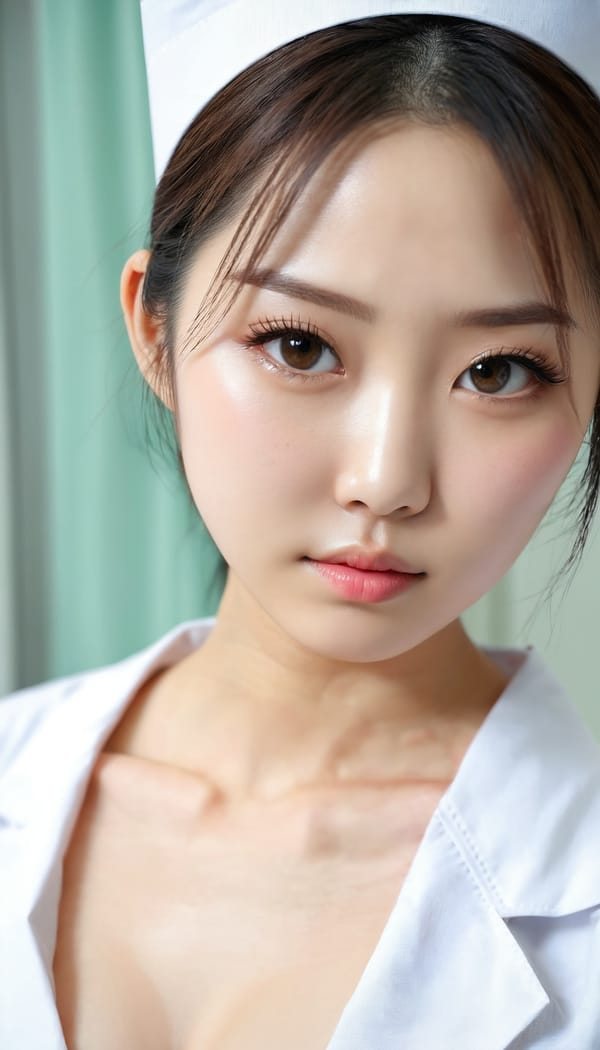 Tags: 21872187, SDXL
{"3": {"inputs": {"seed": 731400537592139, "steps": 64, "cfg": 7.92, "sampler_name": "dpmpp_2m", "scheduler": "karras", "denoise": 1.0, "model": ["27", 0], "positive": ["6", 0], "negative": ["7", 0], "latent_image": ["5", 0]}, "class_type": "KSampler"}, "4": {"inputs": {"ckpt_name": "juggernautxl.safetensors"}, "class_type": "CheckpointLoaderSimple"}, "5": {"inputs": {"width": 768, "height": 1344, "batch_size": 1}, "class_type": "EmptyLatentImage"}, "6": {"inputs": {"text": "24 year old girl, (japanese:1.07), (cute:1.01), (seductive facial expression:1.11), (double eyelids:1.06), (blush:1.03), (pale skin:1.00), (sexy lips:1.03), (eyelashes:1.03), (detailed face:1.06), (beautiful eyes:1.11), (slim:1.06), (idol:1.14), (temptress:1.09), (seductive pose:1.08), (on all fours:1.13), (spreading ass cheeks:1.11), (from behind:0.98), (backboob:1.01), (nurse in uniform:1.07) working in a hospital ward, (portra:1.01), (candid cinema:1.06), (soft lighting:1.05), (natural looking skin:1.09), (textured skin:1.02), (RAW:1.09), (skin fuzz:1.07), (detailed skin:1.09), (film:1.07)", "clip": ["27", 1]}, "class_type": "CLIPTextEncode"}, "7": {"inputs": {"text": "(distorted:1.11), (low resolution:1.11), (bad hands:1.14), (watermark:1.09), (worst quality:1.12), (open mouth:1.14), (twisted:1.12)", "clip": ["27", 1]}, "class_type": "CLIPTextEncode"}, "8": {"inputs": {"samples": ["3", 0], "vae": ["4", 2]}, "class_type": "VAEDecode"}, "25": {"inputs": {"lora_name": "nudify_xl.safetensors", "strength_model": 0.05, "strength_clip": 0.12, "model": ["4", 0], "clip": ["4", 1]}, "class_type": "LoraLoader"}, "26": {"inputs": {"lora_name": "shirtlift_SDXL_v2.safetensors", "strength_model": 0.17, "strength_clip": 0.0, "model": ["25", 0], "clip": ["25", 1]}, "class_type": "LoraLoader"}, "27": {"inputs": {"lora_name": "PerfectEyesXL.safetensors", "strength_model": 0.12, "strength_clip": 0.16, "model": ["26", 0], "clip": ["26", 1]}, "class_type": "LoraLoader"}, "30": {"inputs": {"model_name": "4x_NMKD-Superscale-SP_178000_G.pth"}, "class_type": "UpscaleModelLoader"}, "31": {"inputs": {"upscale_model": ["30", 0], "image": ["8", 0]}, "class_type": "ImageUpscaleWithModel"}, "32": {"inputs": {"upscale_method": "lanczos", "scale_by": 0.5, "image": ["31", 0]}, "class_type": "ImageScaleBy"}, "33": {"inputs": {"pixels": ["32", 0], "vae": ["4", 2]}, "class_type": "VAEEncode"}, "34": {"inputs": {"seed": 731400537592139, "steps": 64, "cfg": 7.92, "sampler_name": "dpmpp_2m", "scheduler": "karras", "denoise": 0.3, "model": ["27", 0], "positive": ["6", 0], "negative": ["7", 0], "latent_image": ["33", 0]}, "class_type": "KSampler"}, "36": {"inputs": {"samples": ["34", 0], "vae": ["4", 2]}, "class_type": "VAEDecode"}, "39": {"inputs": {"filename_prefix": "comfyapi-1716617175303", "images": ["36", 0]}, "class_type": "SaveImage"}}