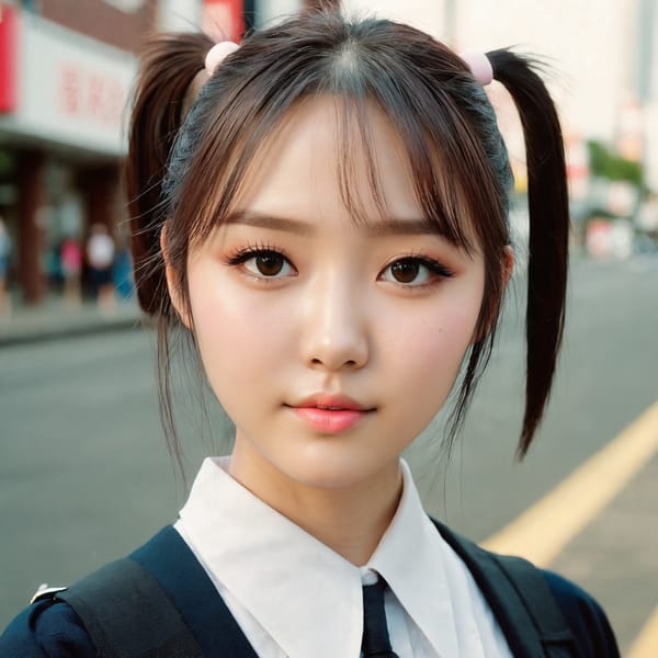 Tags: 21872187, SDXL
{"3": {"inputs": {"seed": 438544498505476, "steps": 32, "cfg": 7.82, "sampler_name": "dpmpp_2m", "scheduler": "karras", "denoise": 1.0, "model": ["27", 0], "positive": ["6", 0], "negative": ["7", 0], "latent_image": ["5", 0]}, "class_type": "KSampler"}, "4": {"inputs": {"ckpt_name": "juggernautxl.safetensors"}, "class_type": "CheckpointLoaderSimple"}, "5": {"inputs": {"width": 1024, "height": 1024, "batch_size": 1}, "class_type": "EmptyLatentImage"}, "6": {"inputs": {"text": "28 year old girl, (cute:1.13), (idol:0.95), (double eyelids:0.99), (temptress:1.09), (detailed face:1.01), (seductive pose:1.03), (eyelashes:1.00), (blush:1.14), (pale skin:0.96), (beautiful eyes:0.96), (slim:1.11), (seductive facial expression:1.11), (perky ass:1.05), (exposed ass:1.11), (looking back:0.97), (sexy ass:1.11), (thigh gap:1.01), (school uniform:0.96), choker, busy street, (portra:1.06), (skin fuzz:1.01), (RAW:1.09), (soft lighting:1.00), (detailed skin:1.06), (textured skin:1.09), (film:1.08), (candid cinema:1.04), (natural looking skin:1.07)", "clip": ["27", 1]}, "class_type": "CLIPTextEncode"}, "7": {"inputs": {"text": "(distorted:1.06), (bad hands:1.10), (worst quality:1.10), (low resolution:1.14), (watermark:1.06), (twisted:1.13), (open mouth:1.07)", "clip": ["27", 1]}, "class_type": "CLIPTextEncode"}, "8": {"inputs": {"samples": ["3", 0], "vae": ["4", 2]}, "class_type": "VAEDecode"}, "25": {"inputs": {"lora_name": "nudify_xl.safetensors", "strength_model": 0.28, "strength_clip": 0.09, "model": ["4", 0], "clip": ["4", 1]}, "class_type": "LoraLoader"}, "26": {"inputs": {"lora_name": "shirtlift_SDXL_v2.safetensors", "strength_model": 0.0, "strength_clip": 0.17, "model": ["25", 0], "clip": ["25", 1]}, "class_type": "LoraLoader"}, "27": {"inputs": {"lora_name": "PerfectEyesXL.safetensors", "strength_model": 0.17, "strength_clip": 0.17, "model": ["26", 0], "clip": ["26", 1]}, "class_type": "LoraLoader"}, "30": {"inputs": {"model_name": "4x_NMKD-Superscale-SP_178000_G.pth"}, "class_type": "UpscaleModelLoader"}, "31": {"inputs": {"upscale_model": ["30", 0], "image": ["8", 0]}, "class_type": "ImageUpscaleWithModel"}, "32": {"inputs": {"upscale_method": "lanczos", "scale_by": 0.5, "image": ["31", 0]}, "class_type": "ImageScaleBy"}, "33": {"inputs": {"pixels": ["32", 0], "vae": ["4", 2]}, "class_type": "VAEEncode"}, "34": {"inputs": {"seed": 438544498505476, "steps": 32, "cfg": 7.82, "sampler_name": "dpmpp_2m", "scheduler": "karras", "denoise": 0.3, "model": ["27", 0], "positive": ["6", 0], "negative": ["7", 0], "latent_image": ["33", 0]}, "class_type": "KSampler"}, "36": {"inputs": {"samples": ["34", 0], "vae": ["4", 2]}, "class_type": "VAEDecode"}, "39": {"inputs": {"filename_prefix": "comfyapi-1734413015132", "images": ["36", 0]}, "class_type": "SaveImage"}}