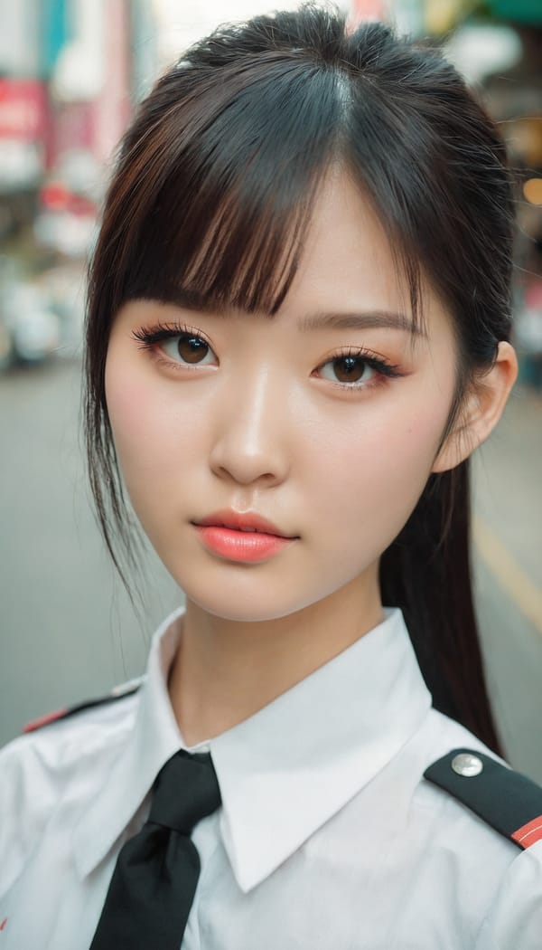 Tags: 21872187, SDXL
{"3": {"inputs": {"seed": 919409132914650, "steps": 32, "cfg": 5.37, "sampler_name": "dpmpp_2m", "scheduler": "karras", "denoise": 1.0, "model": ["27", 0], "positive": ["6", 0], "negative": ["7", 0], "latent_image": ["5", 0]}, "class_type": "KSampler"}, "4": {"inputs": {"ckpt_name": "juggernautxl.safetensors"}, "class_type": "CheckpointLoaderSimple"}, "5": {"inputs": {"width": 768, "height": 1344, "batch_size": 1}, "class_type": "EmptyLatentImage"}, "6": {"inputs": {"text": "26 year old girl, (taiwanese:1.05), (russian:1.12), (pale skin:0.97), (detailed face:1.05), (cute:1.11), (sexy lips:0.99), (seductive pose:1.14), (blush:0.99), (eyelashes:1.11), (beautiful eyes:1.03), (idol:1.04), (temptress:0.98), (slim:1.00), (seductive facial expression:1.10), (double eyelids:0.96), (perky ass:1.09), (exposed ass:0.97), (looking back:0.96), (sexy ass:1.10), (thigh gap:1.05), (school uniform:1.05), choker, busy street, (RAW:1.09), (portra:1.03), (textured skin:1.09), (soft lighting:1.05), (candid cinema:1.06), (detailed skin:1.03), (skin fuzz:1.00), (natural looking skin:1.06), (film:1.08)", "clip": ["27", 1]}, "class_type": "CLIPTextEncode"}, "7": {"inputs": {"text": "(low resolution:1.09), (distorted:1.13), (open mouth:1.12), (watermark:1.09), (twisted:1.11), (bad hands:1.13), (worst quality:1.07)", "clip": ["27", 1]}, "class_type": "CLIPTextEncode"}, "8": {"inputs": {"samples": ["3", 0], "vae": ["4", 2]}, "class_type": "VAEDecode"}, "25": {"inputs": {"lora_name": "nudify_xl.safetensors", "strength_model": 0.17, "strength_clip": 0.23, "model": ["4", 0], "clip": ["4", 1]}, "class_type": "LoraLoader"}, "26": {"inputs": {"lora_name": "shirtlift_SDXL_v2.safetensors", "strength_model": 0.09, "strength_clip": 0.13, "model": ["25", 0], "clip": ["25", 1]}, "class_type": "LoraLoader"}, "27": {"inputs": {"lora_name": "PerfectEyesXL.safetensors", "strength_model": 0.14, "strength_clip": 0.07, "model": ["26", 0], "clip": ["26", 1]}, "class_type": "LoraLoader"}, "30": {"inputs": {"model_name": "4x_NMKD-Superscale-SP_178000_G.pth"}, "class_type": "UpscaleModelLoader"}, "31": {"inputs": {"upscale_model": ["30", 0], "image": ["8", 0]}, "class_type": "ImageUpscaleWithModel"}, "32": {"inputs": {"upscale_method": "lanczos", "scale_by": 0.5, "image": ["31", 0]}, "class_type": "ImageScaleBy"}, "33": {"inputs": {"pixels": ["32", 0], "vae": ["4", 2]}, "class_type": "VAEEncode"}, "34": {"inputs": {"seed": 919409132914650, "steps": 32, "cfg": 5.37, "sampler_name": "dpmpp_2m", "scheduler": "karras", "denoise": 0.3, "model": ["27", 0], "positive": ["6", 0], "negative": ["7", 0], "latent_image": ["33", 0]}, "class_type": "KSampler"}, "36": {"inputs": {"samples": ["34", 0], "vae": ["4", 2]}, "class_type": "VAEDecode"}, "39": {"inputs": {"filename_prefix": "comfyapi-1731679501389", "images": ["36", 0]}, "class_type": "SaveImage"}}