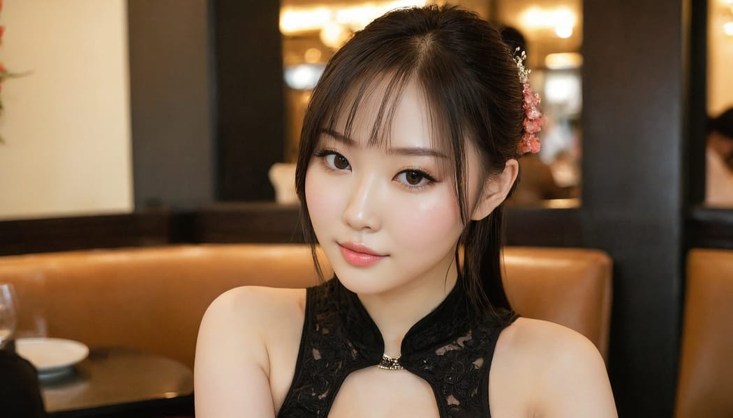 Tags: 21872187, SDXL
{"3": {"inputs": {"seed": 992395769813052, "steps": 64, "cfg": 5.1, "sampler_name": "dpmpp_2m", "scheduler": "karras", "denoise": 1.0, "model": ["27", 0], "positive": ["6", 0], "negative": ["7", 0], "latent_image": ["5", 0]}, "class_type": "KSampler"}, "4": {"inputs": {"ckpt_name": "juggernautxl.safetensors"}, "class_type": "CheckpointLoaderSimple"}, "5": {"inputs": {"width": 1344, "height": 768, "batch_size": 1}, "class_type": "EmptyLatentImage"}, "6": {"inputs": {"text": "26 year old girl, (chinese:1.02), (blush:0.99), (seductive facial expression:1.08), (pale skin:1.08), (eyelashes:1.11), (slim:0.96), (temptress:0.95), (sexy lips:0.97), (seductive pose:1.11), (beautiful eyes:0.97), (double eyelids:1.12), (idol:1.03), (cute:1.06), (detailed face:0.98), (in a seductive pose:1.14), (large perky breasts:0.99), (cleavage:1.08), (thigh gap:1.14), (wearing a little black dress:1.10) at a fine dining restaurant, (portra:1.06), (skin fuzz:1.05), (candid cinema:1.04), (RAW:1.04), (detailed skin:1.00), (film:1.03), (natural looking skin:1.02), (textured skin:1.02), (soft lighting:1.03)", "clip": ["27", 1]}, "class_type": "CLIPTextEncode"}, "7": {"inputs": {"text": "(bad hands:1.05), (open mouth:1.08), (twisted:1.12), (worst quality:1.14), (distorted:1.08), (watermark:1.05), (low resolution:1.12)", "clip": ["27", 1]}, "class_type": "CLIPTextEncode"}, "8": {"inputs": {"samples": ["3", 0], "vae": ["4", 2]}, "class_type": "VAEDecode"}, "25": {"inputs": {"lora_name": "nudify_xl.safetensors", "strength_model": 0.15, "strength_clip": 0.13, "model": ["4", 0], "clip": ["4", 1]}, "class_type": "LoraLoader"}, "26": {"inputs": {"lora_name": "shirtlift_SDXL_v2.safetensors", "strength_model": 0.03, "strength_clip": 0.05, "model": ["25", 0], "clip": ["25", 1]}, "class_type": "LoraLoader"}, "27": {"inputs": {"lora_name": "PerfectEyesXL.safetensors", "strength_model": 0.16, "strength_clip": 0.17, "model": ["26", 0], "clip": ["26", 1]}, "class_type": "LoraLoader"}, "30": {"inputs": {"model_name": "4x_NMKD-Superscale-SP_178000_G.pth"}, "class_type": "UpscaleModelLoader"}, "31": {"inputs": {"upscale_model": ["30", 0], "image": ["8", 0]}, "class_type": "ImageUpscaleWithModel"}, "32": {"inputs": {"upscale_method": "lanczos", "scale_by": 0.5, "image": ["31", 0]}, "class_type": "ImageScaleBy"}, "33": {"inputs": {"pixels": ["32", 0], "vae": ["4", 2]}, "class_type": "VAEEncode"}, "34": {"inputs": {"seed": 992395769813052, "steps": 64, "cfg": 5.1, "sampler_name": "dpmpp_2m", "scheduler": "karras", "denoise": 0.3, "model": ["27", 0], "positive": ["6", 0], "negative": ["7", 0], "latent_image": ["33", 0]}, "class_type": "KSampler"}, "36": {"inputs": {"samples": ["34", 0], "vae": ["4", 2]}, "class_type": "VAEDecode"}, "39": {"inputs": {"filename_prefix": "comfyapi-1714202156794", "images": ["36", 0]}, "class_type": "SaveImage"}}