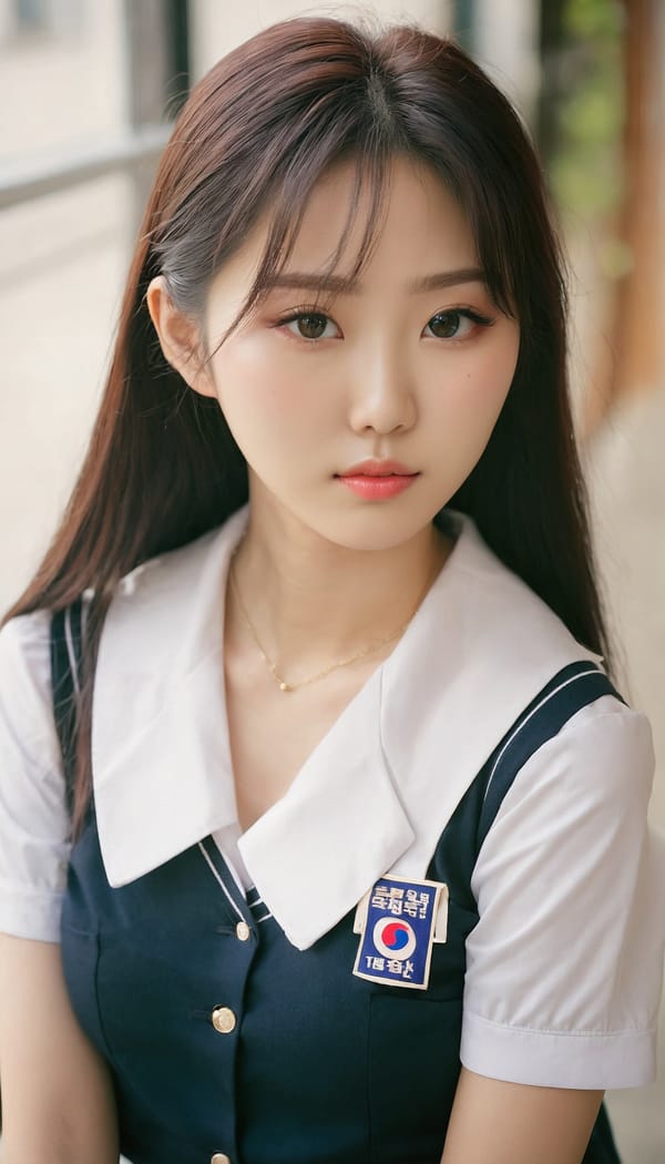 Tags: 21872187, SDXL
{"3": {"inputs": {"seed": 624292271025965, "steps": 64, "cfg": 6.26, "sampler_name": "dpmpp_2m", "scheduler": "karras", "denoise": 1.0, "model": ["27", 0], "positive": ["6", 0], "negative": ["7", 0], "latent_image": ["5", 0]}, "class_type": "KSampler"}, "4": {"inputs": {"ckpt_name": "juggernautxl.safetensors"}, "class_type": "CheckpointLoaderSimple"}, "5": {"inputs": {"width": 768, "height": 1344, "batch_size": 1}, "class_type": "EmptyLatentImage"}, "6": {"inputs": {"text": "28 year old girl, (korean:1.12), (sexy lips:1.08), (seductive pose:0.97), (cute:1.13), (slim:1.02), (temptress:1.14), (double eyelids:1.07), (beautiful eyes:1.05), (idol:1.04), (eyelashes:0.99), (blush:1.08), (detailed face:1.14), (pale skin:1.11), (in a seductive pose:1.13), (large perky breasts:0.97), (cleavage:1.11), (thigh gap:1.01), (school uniform:1.12), choker, busy street, (skin fuzz:1.01), (candid cinema:1.08), (natural looking skin:1.04), (soft lighting:1.05), (portra:1.05), (detailed skin:1.05), (RAW:1.02), (textured skin:1.05), (film:1.08)", "clip": ["27", 1]}, "class_type": "CLIPTextEncode"}, "7": {"inputs": {"text": "(low resolution:1.06), (twisted:1.06), (open mouth:1.11), (worst quality:1.10), (bad hands:1.08), (distorted:1.13), (watermark:1.09)", "clip": ["27", 1]}, "class_type": "CLIPTextEncode"}, "8": {"inputs": {"samples": ["3", 0], "vae": ["4", 2]}, "class_type": "VAEDecode"}, "25": {"inputs": {"lora_name": "nudify_xl.safetensors", "strength_model": 0.23, "strength_clip": 0.14, "model": ["4", 0], "clip": ["4", 1]}, "class_type": "LoraLoader"}, "26": {"inputs": {"lora_name": "shirtlift_SDXL_v2.safetensors", "strength_model": 0.03, "strength_clip": 0.03, "model": ["25", 0], "clip": ["25", 1]}, "class_type": "LoraLoader"}, "27": {"inputs": {"lora_name": "PerfectEyesXL.safetensors", "strength_model": 0.12, "strength_clip": 0.01, "model": ["26", 0], "clip": ["26", 1]}, "class_type": "LoraLoader"}, "30": {"inputs": {"model_name": "4x_NMKD-Superscale-SP_178000_G.pth"}, "class_type": "UpscaleModelLoader"}, "31": {"inputs": {"upscale_model": ["30", 0], "image": ["8", 0]}, "class_type": "ImageUpscaleWithModel"}, "32": {"inputs": {"upscale_method": "lanczos", "scale_by": 0.5, "image": ["31", 0]}, "class_type": "ImageScaleBy"}, "33": {"inputs": {"pixels": ["32", 0], "vae": ["4", 2]}, "class_type": "VAEEncode"}, "34": {"inputs": {"seed": 624292271025965, "steps": 64, "cfg": 6.26, "sampler_name": "dpmpp_2m", "scheduler": "karras", "denoise": 0.3, "model": ["27", 0], "positive": ["6", 0], "negative": ["7", 0], "latent_image": ["33", 0]}, "class_type": "KSampler"}, "36": {"inputs": {"samples": ["34", 0], "vae": ["4", 2]}, "class_type": "VAEDecode"}, "39": {"inputs": {"filename_prefix": "comfyapi-1724176951844", "images": ["36", 0]}, "class_type": "SaveImage"}}