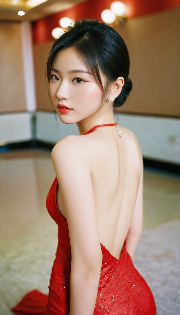 Tags: 21872187, SDXL
{"3": {"inputs": {"seed": 242275280387281, "steps": 64, "cfg": 7.36, "sampler_name": "dpmpp_2m", "scheduler": "karras", "denoise": 1.0, "model": ["27", 0], "positive": ["6", 0], "negative": ["7", 0], "latent_image": ["5", 0]}, "class_type": "KSampler"}, "4": {"inputs": {"ckpt_name": "leosamsHelloworldSDXL_helloworldSDXL32DPO.safetensors"}, "class_type": "CheckpointLoaderSimple"}, "5": {"inputs": {"width": 768, "height": 1344, "batch_size": 1}, "class_type": "EmptyLatentImage"}, "6": {"inputs": {"text": "20 year old girl, (taiwanese:1.03), (double eyelids:1.09), (seductive facial expression:1.05), (blush:1.01), (cute:0.95), (idol:1.09), (sexy lips:1.05), (temptress:0.97), (detailed face:1.05), (eyelashes:1.00), (beautiful eyes:1.03), (on all fours:0.95), (spreading ass cheeks:1.10), (from behind:0.96), (backboob:0.99), (wearing a low-cut red dress:1.09) at a ballroom, (RAW:1.07), (portra:1.02), (textured skin:1.00), (natural looking skin:1.04), (detailed skin:1.08), (film:1.09), (soft lighting:1.03), (candid cinema:1.00), (skin fuzz:1.08)", "clip": ["27", 1]}, "class_type": "CLIPTextEncode"}, "7": {"inputs": {"text": "(low resolution:1.10), (twisted:1.13), (bad hands:1.13), (watermark:1.07), (open mouth:1.07), (distorted:1.05), (worst quality:1.14)", "clip": ["27", 1]}, "class_type": "CLIPTextEncode"}, "8": {"inputs": {"samples": ["3", 0], "vae": ["4", 2]}, "class_type": "VAEDecode"}, "25": {"inputs": {"lora_name": "nudify_xl.safetensors", "strength_model": 0.06, "strength_clip": 0.06, "model": ["4", 0], "clip": ["4", 1]}, "class_type": "LoraLoader"}, "26": {"inputs": {"lora_name": "shirtlift_SDXL_v2.safetensors", "strength_model": 0.19, "strength_clip": 0.05, "model": ["25", 0], "clip": ["25", 1]}, "class_type": "LoraLoader"}, "27": {"inputs": {"lora_name": "PerfectEyesXL.safetensors", "strength_model": 0.01, "strength_clip": 0.16, "model": ["26", 0], "clip": ["26", 1]}, "class_type": "LoraLoader"}, "30": {"inputs": {"model_name": "4x_NMKD-Superscale-SP_178000_G.pth"}, "class_type": "UpscaleModelLoader"}, "31": {"inputs": {"upscale_model": ["30", 0], "image": ["8", 0]}, "class_type": "ImageUpscaleWithModel"}, "32": {"inputs": {"upscale_method": "lanczos", "scale_by": 0.5, "image": ["31", 0]}, "class_type": "ImageScaleBy"}, "33": {"inputs": {"pixels": ["32", 0], "vae": ["4", 2]}, "class_type": "VAEEncode"}, "34": {"inputs": {"seed": 242275280387281, "steps": 64, "cfg": 7.36, "sampler_name": "dpmpp_2m", "scheduler": "karras", "denoise": 0.3, "model": ["27", 0], "positive": ["6", 0], "negative": ["7", 0], "latent_image": ["33", 0]}, "class_type": "KSampler"}, "36": {"inputs": {"samples": ["34", 0], "vae": ["4", 2]}, "class_type": "VAEDecode"}, "39": {"inputs": {"filename_prefix": "comfyapi-1707932277906", "images": ["36", 0]}, "class_type": "SaveImage"}}