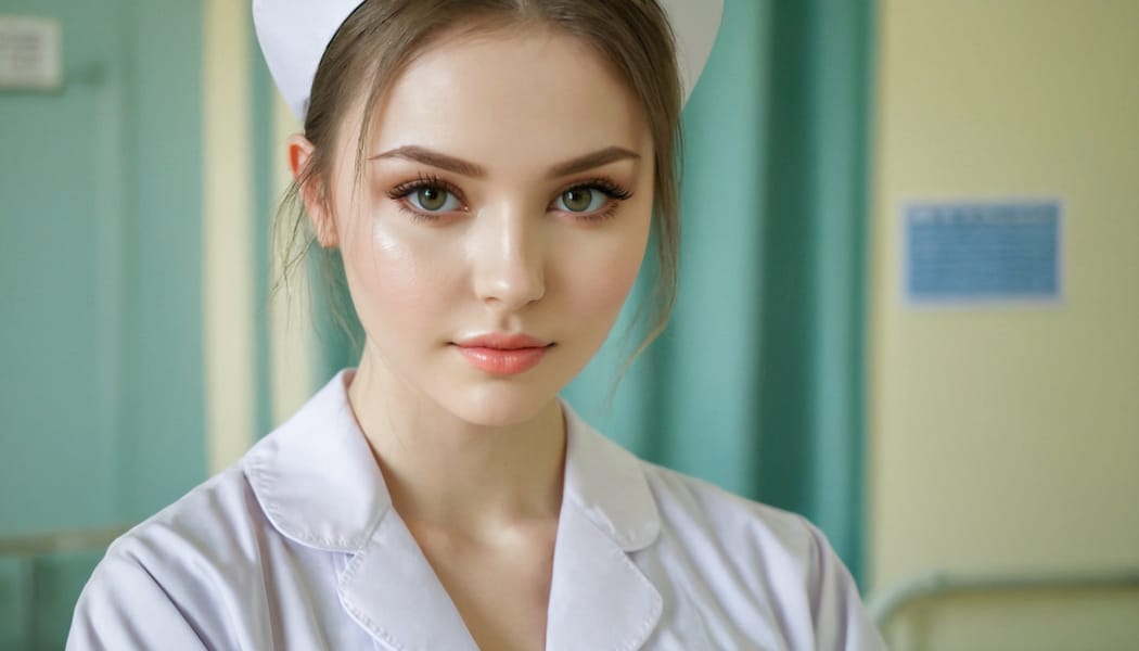 Tags: 21872187, SDXL
{"3": {"inputs": {"seed": 892012524716109, "steps": 32, "cfg": 6.56, "sampler_name": "dpmpp_2m", "scheduler": "karras", "denoise": 1.0, "model": ["27", 0], "positive": ["6", 0], "negative": ["7", 0], "latent_image": ["5", 0]}, "class_type": "KSampler"}, "4": {"inputs": {"ckpt_name": "juggernautxl.safetensors"}, "class_type": "CheckpointLoaderSimple"}, "5": {"inputs": {"width": 1344, "height": 768, "batch_size": 1}, "class_type": "EmptyLatentImage"}, "6": {"inputs": {"text": "25 year old girl, (ukrainian:1.09), (idol:1.09), (sexy lips:1.02), (cute:1.08), (blush:1.01), (temptress:1.10), (beautiful eyes:0.97), (slim:1.04), (double eyelids:1.02), (pale skin:0.96), (detailed face:1.13), (eyelashes:1.01), (seductive facial expression:1.04), (seductive pose:1.11), (in a seductive pose:0.95), (large perky breasts:1.01), (cleavage:0.95), (thigh gap:0.95), (nurse in uniform:1.00) working in a hospital ward, (soft lighting:1.03), (portra:1.03), (candid cinema:1.07), (detailed skin:1.07), (textured skin:1.09), (skin fuzz:1.00), (film:1.01), (RAW:1.08), (natural looking skin:1.05)", "clip": ["27", 1]}, "class_type": "CLIPTextEncode"}, "7": {"inputs": {"text": "(bad hands:1.08), (open mouth:1.12), (worst quality:1.13), (watermark:1.10), (twisted:1.14), (distorted:1.07)", "clip": ["27", 1]}, "class_type": "CLIPTextEncode"}, "8": {"inputs": {"samples": ["3", 0], "vae": ["4", 2]}, "class_type": "VAEDecode"}, "25": {"inputs": {"lora_name": "nudify_xl.safetensors", "strength_model": 0.34, "strength_clip": 0.27, "model": ["4", 0], "clip": ["4", 1]}, "class_type": "LoraLoader"}, "26": {"inputs": {"lora_name": "shirtlift_SDXL_v2.safetensors", "strength_model": 0.01, "strength_clip": 0.05, "model": ["25", 0], "clip": ["25", 1]}, "class_type": "LoraLoader"}, "27": {"inputs": {"lora_name": "PerfectEyesXL.safetensors", "strength_model": 0.11, "strength_clip": 0.13, "model": ["26", 0], "clip": ["26", 1]}, "class_type": "LoraLoader"}, "30": {"inputs": {"model_name": "4x_NMKD-Superscale-SP_178000_G.pth"}, "class_type": "UpscaleModelLoader"}, "31": {"inputs": {"upscale_model": ["30", 0], "image": ["8", 0]}, "class_type": "ImageUpscaleWithModel"}, "32": {"inputs": {"upscale_method": "lanczos", "scale_by": 0.5, "image": ["31", 0]}, "class_type": "ImageScaleBy"}, "33": {"inputs": {"pixels": ["32", 0], "vae": ["4", 2]}, "class_type": "VAEEncode"}, "34": {"inputs": {"seed": 892012524716109, "steps": 32, "cfg": 6.56, "sampler_name": "dpmpp_2m", "scheduler": "karras", "denoise": 0.3, "model": ["27", 0], "positive": ["6", 0], "negative": ["7", 0], "latent_image": ["33", 0]}, "class_type": "KSampler"}, "36": {"inputs": {"samples": ["34", 0], "vae": ["4", 2]}, "class_type": "VAEDecode"}, "39": {"inputs": {"filename_prefix": "comfyapi-1716103100904", "images": ["36", 0]}, "class_type": "SaveImage"}}