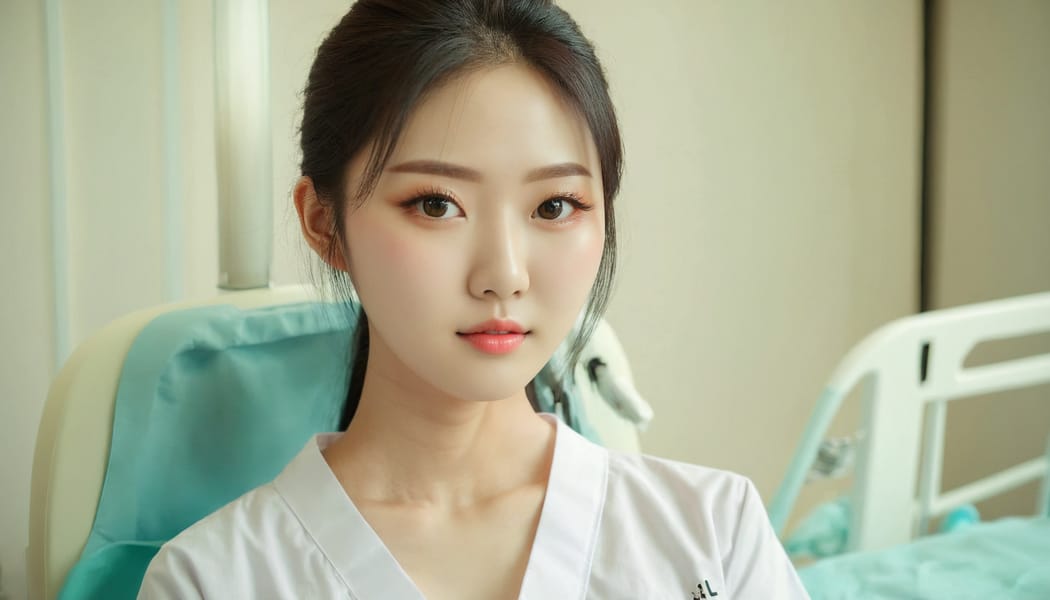 Tags: 21872187, SDXL
{"3": {"inputs": {"seed": 631562424681808, "steps": 64, "cfg": 7.21, "sampler_name": "dpmpp_2m", "scheduler": "karras", "denoise": 1.0, "model": ["27", 0], "positive": ["6", 0], "negative": ["7", 0], "latent_image": ["5", 0]}, "class_type": "KSampler"}, "4": {"inputs": {"ckpt_name": "juggernautxl.safetensors"}, "class_type": "CheckpointLoaderSimple"}, "5": {"inputs": {"width": 1344, "height": 768, "batch_size": 1}, "class_type": "EmptyLatentImage"}, "6": {"inputs": {"text": "24 year old girl, (korean:1.03), (taiwanese:1.05), (chinese:1.06), (pale skin:0.96), (seductive facial expression:1.07), (eyelashes:1.05), (cute:1.01), (double eyelids:1.13), (blush:0.99), (sexy lips:1.06), (slim:1.01), (idol:1.02), (seductive pose:0.95), (beautiful eyes:0.99), (temptress:0.96), (detailed face:1.07), (in a seductive pose:0.97), (large perky breasts:1.03), (cleavage:0.95), (thigh gap:1.01), (nurse in uniform:1.07) working in a hospital ward, (film:1.00), (natural looking skin:1.03), (portra:1.08), (textured skin:1.03), (detailed skin:1.02), (candid cinema:1.03), (skin fuzz:1.00), (soft lighting:1.02), (RAW:1.09)", "clip": ["27", 1]}, "class_type": "CLIPTextEncode"}, "7": {"inputs": {"text": "(watermark:1.13), (twisted:1.10), (bad hands:1.11), (distorted:1.11), (worst quality:1.12), (low resolution:1.14), (open mouth:1.11)", "clip": ["27", 1]}, "class_type": "CLIPTextEncode"}, "8": {"inputs": {"samples": ["3", 0], "vae": ["4", 2]}, "class_type": "VAEDecode"}, "25": {"inputs": {"lora_name": "nudify_xl.safetensors", "strength_model": 0.38, "strength_clip": 0.18, "model": ["4", 0], "clip": ["4", 1]}, "class_type": "LoraLoader"}, "26": {"inputs": {"lora_name": "shirtlift_SDXL_v2.safetensors", "strength_model": 0.13, "strength_clip": 0.11, "model": ["25", 0], "clip": ["25", 1]}, "class_type": "LoraLoader"}, "27": {"inputs": {"lora_name": "PerfectEyesXL.safetensors", "strength_model": 0.14, "strength_clip": 0.01, "model": ["26", 0], "clip": ["26", 1]}, "class_type": "LoraLoader"}, "30": {"inputs": {"model_name": "4x_NMKD-Superscale-SP_178000_G.pth"}, "class_type": "UpscaleModelLoader"}, "31": {"inputs": {"upscale_model": ["30", 0], "image": ["8", 0]}, "class_type": "ImageUpscaleWithModel"}, "32": {"inputs": {"upscale_method": "lanczos", "scale_by": 0.5, "image": ["31", 0]}, "class_type": "ImageScaleBy"}, "33": {"inputs": {"pixels": ["32", 0], "vae": ["4", 2]}, "class_type": "VAEEncode"}, "34": {"inputs": {"seed": 631562424681808, "steps": 64, "cfg": 7.21, "sampler_name": "dpmpp_2m", "scheduler": "karras", "denoise": 0.3, "model": ["27", 0], "positive": ["6", 0], "negative": ["7", 0], "latent_image": ["33", 0]}, "class_type": "KSampler"}, "36": {"inputs": {"samples": ["34", 0], "vae": ["4", 2]}, "class_type": "VAEDecode"}, "39": {"inputs": {"filename_prefix": "comfyapi-1714075599312", "images": ["36", 0]}, "class_type": "SaveImage"}}