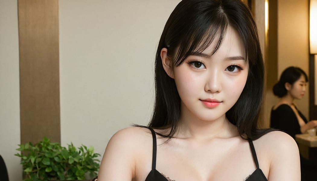 Tags: 21872187, SDXL
{"3": {"inputs": {"seed": 751589726223782, "steps": 32, "cfg": 6.48, "sampler_name": "dpmpp_2m", "scheduler": "karras", "denoise": 1.0, "model": ["27", 0], "positive": ["6", 0], "negative": ["7", 0], "latent_image": ["5", 0]}, "class_type": "KSampler"}, "4": {"inputs": {"ckpt_name": "juggernautXL_v8Rundiffusion.safetensors"}, "class_type": "CheckpointLoaderSimple"}, "5": {"inputs": {"width": 1344, "height": 768, "batch_size": 1}, "class_type": "EmptyLatentImage"}, "6": {"inputs": {"text": "21 year old girl, (japanese:1.01), (chinese:1.02), (korean:1.06), (blush:0.97), (double eyelids:0.95), (idol:1.02), (beautiful eyes:0.97), (pale skin:1.08), (detailed face:1.07), (seductive pose:1.00), (temptress:1.04), (sexy lips:1.05), (eyelashes:0.95), (slim:1.13), (in a seductive pose:1.09), (large perky breasts:1.04), (cleavage:0.97), (thigh gap:0.98), (wearing a little black dress:1.09) at a fine dining restaurant, (detailed skin:1.07), (candid cinema:1.05), (soft lighting:1.06), (RAW:1.00), (portra:1.07), (natural looking skin:1.02), (skin fuzz:1.07), (film:1.02), (textured skin:1.05)", "clip": ["27", 1]}, "class_type": "CLIPTextEncode"}, "7": {"inputs": {"text": "(worst quality:1.10), (distorted:1.06), (bad hands:1.11), (open mouth:1.13), (low resolution:1.12), (twisted:1.11), (watermark:1.14)", "clip": ["27", 1]}, "class_type": "CLIPTextEncode"}, "8": {"inputs": {"samples": ["3", 0], "vae": ["4", 2]}, "class_type": "VAEDecode"}, "25": {"inputs": {"lora_name": "nudify_xl.safetensors", "strength_model": 0.26, "strength_clip": 0.04, "model": ["4", 0], "clip": ["4", 1]}, "class_type": "LoraLoader"}, "26": {"inputs": {"lora_name": "shirtlift_SDXL_v2.safetensors", "strength_model": 0.06, "strength_clip": 0.04, "model": ["25", 0], "clip": ["25", 1]}, "class_type": "LoraLoader"}, "27": {"inputs": {"lora_name": "PerfectEyesXL.safetensors", "strength_model": 0.19, "strength_clip": 0.12, "model": ["26", 0], "clip": ["26", 1]}, "class_type": "LoraLoader"}, "30": {"inputs": {"model_name": "4x_NMKD-Superscale-SP_178000_G.pth"}, "class_type": "UpscaleModelLoader"}, "31": {"inputs": {"upscale_model": ["30", 0], "image": ["8", 0]}, "class_type": "ImageUpscaleWithModel"}, "32": {"inputs": {"upscale_method": "lanczos", "scale_by": 0.5, "image": ["31", 0]}, "class_type": "ImageScaleBy"}, "33": {"inputs": {"pixels": ["32", 0], "vae": ["4", 2]}, "class_type": "VAEEncode"}, "34": {"inputs": {"seed": 751589726223782, "steps": 32, "cfg": 6.48, "sampler_name": "dpmpp_2m", "scheduler": "karras", "denoise": 0.3, "model": ["27", 0], "positive": ["6", 0], "negative": ["7", 0], "latent_image": ["33", 0]}, "class_type": "KSampler"}, "36": {"inputs": {"samples": ["34", 0], "vae": ["4", 2]}, "class_type": "VAEDecode"}, "39": {"inputs": {"filename_prefix": "comfyapi-1708050084637", "images": ["36", 0]}, "class_type": "SaveImage"}}