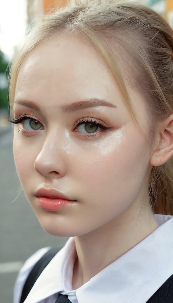 Tags: 21872187, SDXL
{"3": {"inputs": {"seed": 616069947651504, "steps": 64, "cfg": 6.54, "sampler_name": "dpmpp_2m", "scheduler": "karras", "denoise": 1.0, "model": ["27", 0], "positive": ["6", 0], "negative": ["7", 0], "latent_image": ["5", 0]}, "class_type": "KSampler"}, "4": {"inputs": {"ckpt_name": "juggernautxl.safetensors"}, "class_type": "CheckpointLoaderSimple"}, "5": {"inputs": {"width": 768, "height": 1344, "batch_size": 1}, "class_type": "EmptyLatentImage"}, "6": {"inputs": {"text": "23 year old girl, (russian:0.96), (sexy lips:1.11), (pale skin:1.12), (double eyelids:1.11), (blush:0.98), (seductive facial expression:1.12), (seductive pose:1.09), (eyelashes:1.09), (slim:0.99), (idol:0.96), (beautiful eyes:1.12), (cute:1.12), (on all fours:1.06), (spreading ass cheeks:0.97), (from behind:1.09), (backboob:1.03), (school uniform:1.09), choker, busy street, (candid cinema:1.08), (film:1.09), (soft lighting:1.07), (skin fuzz:1.06), (detailed skin:1.03), (RAW:1.02), (natural looking skin:1.08), (portra:1.02), (textured skin:1.03)", "clip": ["27", 1]}, "class_type": "CLIPTextEncode"}, "7": {"inputs": {"text": "(low resolution:1.05), (bad hands:1.11), (open mouth:1.05), (distorted:1.09), (worst quality:1.13), (twisted:1.07), (watermark:1.14)", "clip": ["27", 1]}, "class_type": "CLIPTextEncode"}, "8": {"inputs": {"samples": ["3", 0], "vae": ["4", 2]}, "class_type": "VAEDecode"}, "25": {"inputs": {"lora_name": "nudify_xl.safetensors", "strength_model": 0.14, "strength_clip": 0.0, "model": ["4", 0], "clip": ["4", 1]}, "class_type": "LoraLoader"}, "26": {"inputs": {"lora_name": "shirtlift_SDXL_v2.safetensors", "strength_model": 0.15, "strength_clip": 0.0, "model": ["25", 0], "clip": ["25", 1]}, "class_type": "LoraLoader"}, "27": {"inputs": {"lora_name": "PerfectEyesXL.safetensors", "strength_model": 0.19, "strength_clip": 0.04, "model": ["26", 0], "clip": ["26", 1]}, "class_type": "LoraLoader"}, "30": {"inputs": {"model_name": "4x_NMKD-Superscale-SP_178000_G.pth"}, "class_type": "UpscaleModelLoader"}, "31": {"inputs": {"upscale_model": ["30", 0], "image": ["8", 0]}, "class_type": "ImageUpscaleWithModel"}, "32": {"inputs": {"upscale_method": "lanczos", "scale_by": 0.5, "image": ["31", 0]}, "class_type": "ImageScaleBy"}, "33": {"inputs": {"pixels": ["32", 0], "vae": ["4", 2]}, "class_type": "VAEEncode"}, "34": {"inputs": {"seed": 616069947651504, "steps": 64, "cfg": 6.54, "sampler_name": "dpmpp_2m", "scheduler": "karras", "denoise": 0.3, "model": ["27", 0], "positive": ["6", 0], "negative": ["7", 0], "latent_image": ["33", 0]}, "class_type": "KSampler"}, "36": {"inputs": {"samples": ["34", 0], "vae": ["4", 2]}, "class_type": "VAEDecode"}, "39": {"inputs": {"filename_prefix": "comfyapi-1714577151692", "images": ["36", 0]}, "class_type": "SaveImage"}}