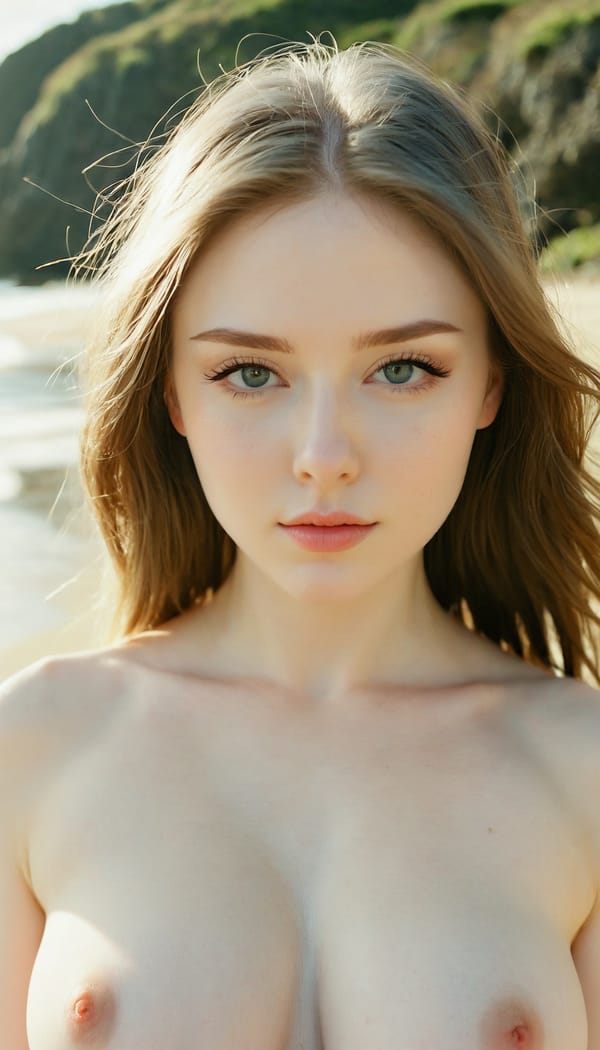 Tags: 21872187, SDXL
{"3": {"inputs": {"seed": 773917010942489, "steps": 32, "cfg": 6.5, "sampler_name": "dpmpp_2m", "scheduler": "karras", "denoise": 1.0, "model": ["27", 0], "positive": ["6", 0], "negative": ["7", 0], "latent_image": ["5", 0]}, "class_type": "KSampler"}, "4": {"inputs": {"ckpt_name": "juggernautxl.safetensors"}, "class_type": "CheckpointLoaderSimple"}, "5": {"inputs": {"width": 768, "height": 1344, "batch_size": 1}, "class_type": "EmptyLatentImage"}, "6": {"inputs": {"text": "22 year old girl, (irish:0.98), (pale skin:1.08), (double eyelids:1.14), (sexy lips:0.98), (idol:1.06), (temptress:1.14), (seductive facial expression:1.12), (seductive pose:0.95), (cute:0.97), (detailed face:1.10), (blush:1.10), (eyelashes:1.10), (beautiful eyes:1.10), (slim:1.03), (in a seductive pose:1.00), (large perky breasts:1.09), (cleavage:1.04), (thigh gap:1.07), strolling (nude:1.05) at a beach, (natural looking skin:1.08), (candid cinema:1.03), (textured skin:1.02), (skin fuzz:1.02), (RAW:1.08), (detailed skin:1.04), (soft lighting:1.03), (film:1.04), (portra:1.09)", "clip": ["27", 1]}, "class_type": "CLIPTextEncode"}, "7": {"inputs": {"text": "(twisted:1.12), (low resolution:1.07), (worst quality:1.05), (watermark:1.08), (bad hands:1.10), (open mouth:1.13), (distorted:1.10)", "clip": ["27", 1]}, "class_type": "CLIPTextEncode"}, "8": {"inputs": {"samples": ["3", 0], "vae": ["4", 2]}, "class_type": "VAEDecode"}, "25": {"inputs": {"lora_name": "nudify_xl.safetensors", "strength_model": 0.19, "strength_clip": 0.21, "model": ["4", 0], "clip": ["4", 1]}, "class_type": "LoraLoader"}, "26": {"inputs": {"lora_name": "shirtlift_SDXL_v2.safetensors", "strength_model": 0.13, "strength_clip": 0.07, "model": ["25", 0], "clip": ["25", 1]}, "class_type": "LoraLoader"}, "27": {"inputs": {"lora_name": "PerfectEyesXL.safetensors", "strength_model": 0.13, "strength_clip": 0.18, "model": ["26", 0], "clip": ["26", 1]}, "class_type": "LoraLoader"}, "30": {"inputs": {"model_name": "4x_NMKD-Superscale-SP_178000_G.pth"}, "class_type": "UpscaleModelLoader"}, "31": {"inputs": {"upscale_model": ["30", 0], "image": ["8", 0]}, "class_type": "ImageUpscaleWithModel"}, "32": {"inputs": {"upscale_method": "lanczos", "scale_by": 0.5, "image": ["31", 0]}, "class_type": "ImageScaleBy"}, "33": {"inputs": {"pixels": ["32", 0], "vae": ["4", 2]}, "class_type": "VAEEncode"}, "34": {"inputs": {"seed": 773917010942489, "steps": 32, "cfg": 6.5, "sampler_name": "dpmpp_2m", "scheduler": "karras", "denoise": 0.3, "model": ["27", 0], "positive": ["6", 0], "negative": ["7", 0], "latent_image": ["33", 0]}, "class_type": "KSampler"}, "36": {"inputs": {"samples": ["34", 0], "vae": ["4", 2]}, "class_type": "VAEDecode"}, "39": {"inputs": {"filename_prefix": "comfyapi-1716264807927", "images": ["36", 0]}, "class_type": "SaveImage"}}