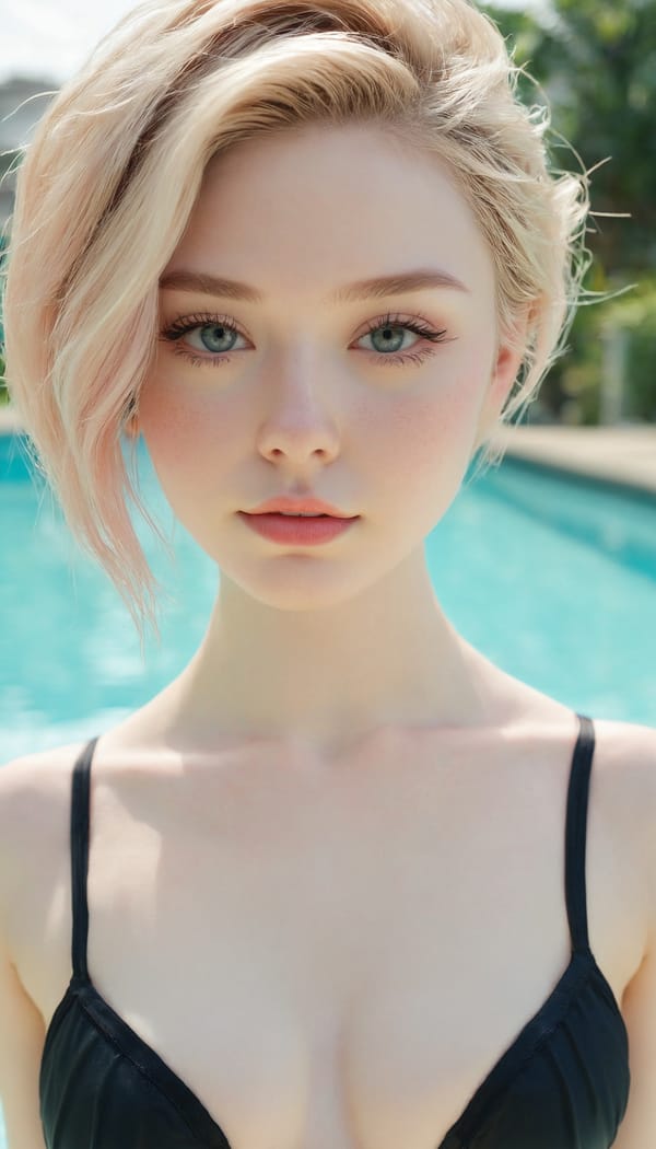 Tags: 21872187, SDXL
{"3": {"inputs": {"seed": 150954456871227, "steps": 64, "cfg": 5.43, "sampler_name": "dpmpp_2m", "scheduler": "karras", "denoise": 1.0, "model": ["27", 0], "positive": ["6", 0], "negative": ["7", 0], "latent_image": ["5", 0]}, "class_type": "KSampler"}, "4": {"inputs": {"ckpt_name": "juggernautxl.safetensors"}, "class_type": "CheckpointLoaderSimple"}, "5": {"inputs": {"width": 768, "height": 1344, "batch_size": 1}, "class_type": "EmptyLatentImage"}, "6": {"inputs": {"text": "19 year old girl, (slim:1.10), (detailed face:1.09), (pale skin:1.09), (blush:1.11), (cute:1.04), (beautiful eyes:0.96), (eyelashes:1.11), (seductive pose:1.11), (temptress:1.08), (double eyelids:1.01), (sexy lips:1.10), (idol:1.14), (in a seductive pose:1.14), (large perky breasts:0.96), (cleavage:1.07), (thigh gap:1.01), (in a swimsuit:1.12) at a pool, (film:1.00), (candid cinema:1.06), (skin fuzz:1.06), (textured skin:1.08), (RAW:1.07), (natural looking skin:1.05), (portra:1.03), (detailed skin:1.02), (soft lighting:1.04)", "clip": ["27", 1]}, "class_type": "CLIPTextEncode"}, "7": {"inputs": {"text": "(distorted:1.07), (bad hands:1.10), (watermark:1.06), (twisted:1.05), (open mouth:1.06), (low resolution:1.10), (worst quality:1.14)", "clip": ["27", 1]}, "class_type": "CLIPTextEncode"}, "8": {"inputs": {"samples": ["3", 0], "vae": ["4", 2]}, "class_type": "VAEDecode"}, "25": {"inputs": {"lora_name": "nudify_xl.safetensors", "strength_model": 0.06, "strength_clip": 0.22, "model": ["4", 0], "clip": ["4", 1]}, "class_type": "LoraLoader"}, "26": {"inputs": {"lora_name": "shirtlift_SDXL_v2.safetensors", "strength_model": 0.09, "strength_clip": 0.13, "model": ["25", 0], "clip": ["25", 1]}, "class_type": "LoraLoader"}, "27": {"inputs": {"lora_name": "PerfectEyesXL.safetensors", "strength_model": 0.05, "strength_clip": 0.07, "model": ["26", 0], "clip": ["26", 1]}, "class_type": "LoraLoader"}, "30": {"inputs": {"model_name": "4x_NMKD-Superscale-SP_178000_G.pth"}, "class_type": "UpscaleModelLoader"}, "31": {"inputs": {"upscale_model": ["30", 0], "image": ["8", 0]}, "class_type": "ImageUpscaleWithModel"}, "32": {"inputs": {"upscale_method": "lanczos", "scale_by": 0.5, "image": ["31", 0]}, "class_type": "ImageScaleBy"}, "33": {"inputs": {"pixels": ["32", 0], "vae": ["4", 2]}, "class_type": "VAEEncode"}, "34": {"inputs": {"seed": 150954456871227, "steps": 64, "cfg": 5.43, "sampler_name": "dpmpp_2m", "scheduler": "karras", "denoise": 0.3, "model": ["27", 0], "positive": ["6", 0], "negative": ["7", 0], "latent_image": ["33", 0]}, "class_type": "KSampler"}, "36": {"inputs": {"samples": ["34", 0], "vae": ["4", 2]}, "class_type": "VAEDecode"}, "39": {"inputs": {"filename_prefix": "comfyapi-1733159493015", "images": ["36", 0]}, "class_type": "SaveImage"}}