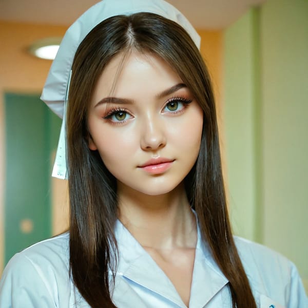 Tags: 21872187, SDXL
{"3": {"inputs": {"seed": 936590402901703, "steps": 64, "cfg": 7.95, "sampler_name": "dpmpp_2m", "scheduler": "karras", "denoise": 1.0, "model": ["27", 0], "positive": ["6", 0], "negative": ["7", 0], "latent_image": ["5", 0]}, "class_type": "KSampler"}, "4": {"inputs": {"ckpt_name": "juggernautxl.safetensors"}, "class_type": "CheckpointLoaderSimple"}, "5": {"inputs": {"width": 1024, "height": 1024, "batch_size": 1}, "class_type": "EmptyLatentImage"}, "6": {"inputs": {"text": "19 year old girl, (ukrainian:1.03), (idol:1.05), (detailed face:0.96), (double eyelids:0.96), (cute:1.01), (blush:1.00), (seductive pose:1.00), (seductive facial expression:1.03), (sexy lips:1.01), (eyelashes:1.08), (slim:1.07), (temptress:1.01), (beautiful eyes:1.02), (in a seductive pose:1.03), (large perky breasts:1.00), (cleavage:1.12), (thigh gap:1.05), (nurse in uniform:1.12) working in a hospital ward, (detailed skin:1.09), (skin fuzz:1.07), (RAW:1.04), (portra:1.07), (candid cinema:1.02), (natural looking skin:1.04), (film:1.07), (textured skin:1.07), (soft lighting:1.07)", "clip": ["27", 1]}, "class_type": "CLIPTextEncode"}, "7": {"inputs": {"text": "(low resolution:1.14), (bad hands:1.13), (worst quality:1.14), (watermark:1.14), (open mouth:1.11), (distorted:1.13), (twisted:1.11)", "clip": ["27", 1]}, "class_type": "CLIPTextEncode"}, "8": {"inputs": {"samples": ["3", 0], "vae": ["4", 2]}, "class_type": "VAEDecode"}, "25": {"inputs": {"lora_name": "nudify_xl.safetensors", "strength_model": 0.21, "strength_clip": 0.12, "model": ["4", 0], "clip": ["4", 1]}, "class_type": "LoraLoader"}, "26": {"inputs": {"lora_name": "shirtlift_SDXL_v2.safetensors", "strength_model": 0.16, "strength_clip": 0.05, "model": ["25", 0], "clip": ["25", 1]}, "class_type": "LoraLoader"}, "27": {"inputs": {"lora_name": "PerfectEyesXL.safetensors", "strength_model": 0.19, "strength_clip": 0.17, "model": ["26", 0], "clip": ["26", 1]}, "class_type": "LoraLoader"}, "30": {"inputs": {"model_name": "4x_NMKD-Superscale-SP_178000_G.pth"}, "class_type": "UpscaleModelLoader"}, "31": {"inputs": {"upscale_model": ["30", 0], "image": ["8", 0]}, "class_type": "ImageUpscaleWithModel"}, "32": {"inputs": {"upscale_method": "lanczos", "scale_by": 0.5, "image": ["31", 0]}, "class_type": "ImageScaleBy"}, "33": {"inputs": {"pixels": ["32", 0], "vae": ["4", 2]}, "class_type": "VAEEncode"}, "34": {"inputs": {"seed": 936590402901703, "steps": 64, "cfg": 7.95, "sampler_name": "dpmpp_2m", "scheduler": "karras", "denoise": 0.3, "model": ["27", 0], "positive": ["6", 0], "negative": ["7", 0], "latent_image": ["33", 0]}, "class_type": "KSampler"}, "36": {"inputs": {"samples": ["34", 0], "vae": ["4", 2]}, "class_type": "VAEDecode"}, "39": {"inputs": {"filename_prefix": "comfyapi-1713769926227", "images": ["36", 0]}, "class_type": "SaveImage"}}