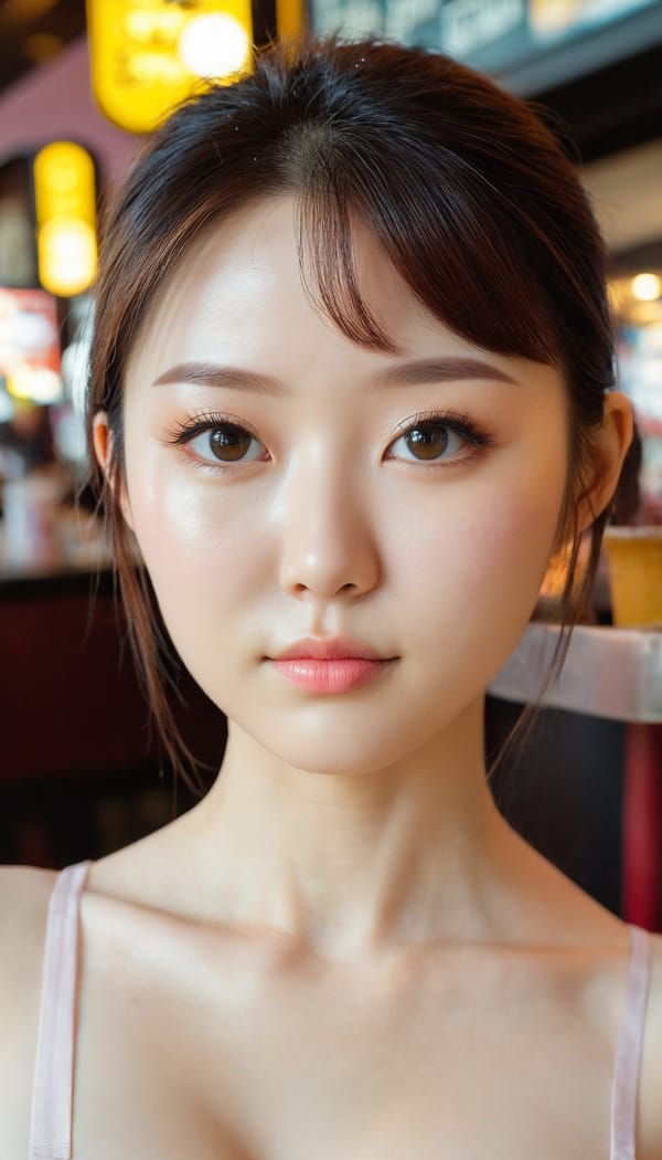 Tags: 21872187, SDXL
{"3": {"inputs": {"seed": 950677085564301, "steps": 32, "cfg": 7.47, "sampler_name": "dpmpp_2m", "scheduler": "karras", "denoise": 1.0, "model": ["27", 0], "positive": ["6", 0], "negative": ["7", 0], "latent_image": ["5", 0]}, "class_type": "KSampler"}, "4": {"inputs": {"ckpt_name": "juggernautxl.safetensors"}, "class_type": "CheckpointLoaderSimple"}, "5": {"inputs": {"width": 768, "height": 1344, "batch_size": 1}, "class_type": "EmptyLatentImage"}, "6": {"inputs": {"text": "28 year old girl, (irish:0.97), (korean:1.03), (double eyelids:1.11), (seductive facial expression:1.01), (eyelashes:1.00), (temptress:0.97), (slim:0.99), (cute:1.12), (detailed face:0.98), (seductive pose:0.96), (idol:1.11), (blush:0.97), (sexy lips:0.96), (pale skin:1.12), (beautiful eyes:0.96), (on all fours:1.14), (spreading ass cheeks:1.02), (from behind:1.07), (backboob:1.09), (a waitress in uniform:1.01) working at a restaurant, (candid cinema:1.06), (detailed skin:1.01), (natural looking skin:1.05), (soft lighting:1.03), (film:1.07), (skin fuzz:1.02), (RAW:1.01), (textured skin:1.08), (portra:1.06)", "clip": ["27", 1]}, "class_type": "CLIPTextEncode"}, "7": {"inputs": {"text": "(worst quality:1.05), (watermark:1.07), (bad hands:1.14), (open mouth:1.05), (twisted:1.06), (distorted:1.11), (low resolution:1.12)", "clip": ["27", 1]}, "class_type": "CLIPTextEncode"}, "8": {"inputs": {"samples": ["3", 0], "vae": ["4", 2]}, "class_type": "VAEDecode"}, "25": {"inputs": {"lora_name": "nudify_xl.safetensors", "strength_model": 0.19, "strength_clip": 0.01, "model": ["4", 0], "clip": ["4", 1]}, "class_type": "LoraLoader"}, "26": {"inputs": {"lora_name": "shirtlift_SDXL_v2.safetensors", "strength_model": 0.18, "strength_clip": 0.05, "model": ["25", 0], "clip": ["25", 1]}, "class_type": "LoraLoader"}, "27": {"inputs": {"lora_name": "PerfectEyesXL.safetensors", "strength_model": 0.18, "strength_clip": 0.02, "model": ["26", 0], "clip": ["26", 1]}, "class_type": "LoraLoader"}, "30": {"inputs": {"model_name": "4x_NMKD-Superscale-SP_178000_G.pth"}, "class_type": "UpscaleModelLoader"}, "31": {"inputs": {"upscale_model": ["30", 0], "image": ["8", 0]}, "class_type": "ImageUpscaleWithModel"}, "32": {"inputs": {"upscale_method": "lanczos", "scale_by": 0.5, "image": ["31", 0]}, "class_type": "ImageScaleBy"}, "33": {"inputs": {"pixels": ["32", 0], "vae": ["4", 2]}, "class_type": "VAEEncode"}, "34": {"inputs": {"seed": 950677085564301, "steps": 32, "cfg": 7.47, "sampler_name": "dpmpp_2m", "scheduler": "karras", "denoise": 0.3, "model": ["27", 0], "positive": ["6", 0], "negative": ["7", 0], "latent_image": ["33", 0]}, "class_type": "KSampler"}, "36": {"inputs": {"samples": ["34", 0], "vae": ["4", 2]}, "class_type": "VAEDecode"}, "39": {"inputs": {"filename_prefix": "comfyapi-1724778967311", "images": ["36", 0]}, "class_type": "SaveImage"}}