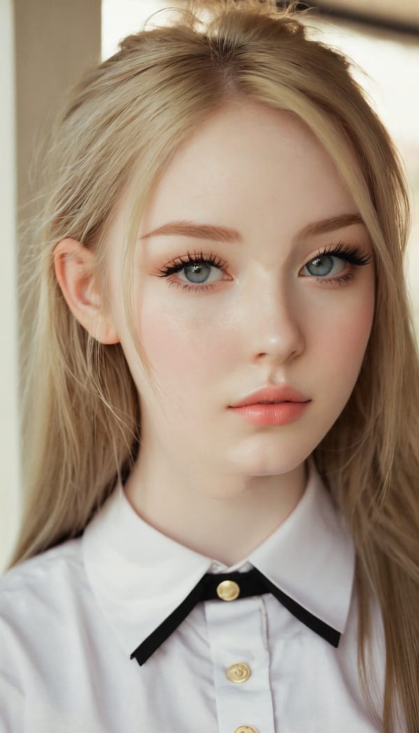 Tags: 21872187, SDXL
{"3": {"inputs": {"seed": 352976019673791, "steps": 32, "cfg": 6.44, "sampler_name": "dpmpp_2m", "scheduler": "karras", "denoise": 1.0, "model": ["27", 0], "positive": ["6", 0], "negative": ["7", 0], "latent_image": ["5", 0]}, "class_type": "KSampler"}, "4": {"inputs": {"ckpt_name": "juggernautxl.safetensors"}, "class_type": "CheckpointLoaderSimple"}, "5": {"inputs": {"width": 768, "height": 1344, "batch_size": 1}, "class_type": "EmptyLatentImage"}, "6": {"inputs": {"text": "20 year old girl, (cute:1.11), (eyelashes:1.06), (pale skin:1.14), (sexy lips:1.10), (blush:1.07), (beautiful eyes:1.04), (idol:0.98), (seductive facial expression:1.08), (temptress:1.04), (seductive pose:1.14), (detailed face:0.96), (in a seductive pose:1.01), (large perky breasts:0.97), (cleavage:0.97), (thigh gap:1.11), (school uniform:1.09), choker, busy street, (portra:1.02), (RAW:1.03), (textured skin:1.05), (film:1.04), (natural looking skin:1.09), (skin fuzz:1.08), (detailed skin:1.01), (candid cinema:1.05), (soft lighting:1.06)", "clip": ["27", 1]}, "class_type": "CLIPTextEncode"}, "7": {"inputs": {"text": "(distorted:1.07), (low resolution:1.05), (bad hands:1.14), (open mouth:1.07), (twisted:1.09), (worst quality:1.07), (watermark:1.08)", "clip": ["27", 1]}, "class_type": "CLIPTextEncode"}, "8": {"inputs": {"samples": ["3", 0], "vae": ["4", 2]}, "class_type": "VAEDecode"}, "25": {"inputs": {"lora_name": "nudify_xl.safetensors", "strength_model": 0.2, "strength_clip": 0.13, "model": ["4", 0], "clip": ["4", 1]}, "class_type": "LoraLoader"}, "26": {"inputs": {"lora_name": "shirtlift_SDXL_v2.safetensors", "strength_model": 0.02, "strength_clip": 0.12, "model": ["25", 0], "clip": ["25", 1]}, "class_type": "LoraLoader"}, "27": {"inputs": {"lora_name": "PerfectEyesXL.safetensors", "strength_model": 0.17, "strength_clip": 0.15, "model": ["26", 0], "clip": ["26", 1]}, "class_type": "LoraLoader"}, "30": {"inputs": {"model_name": "4x_NMKD-Superscale-SP_178000_G.pth"}, "class_type": "UpscaleModelLoader"}, "31": {"inputs": {"upscale_model": ["30", 0], "image": ["8", 0]}, "class_type": "ImageUpscaleWithModel"}, "32": {"inputs": {"upscale_method": "lanczos", "scale_by": 0.5, "image": ["31", 0]}, "class_type": "ImageScaleBy"}, "33": {"inputs": {"pixels": ["32", 0], "vae": ["4", 2]}, "class_type": "VAEEncode"}, "34": {"inputs": {"seed": 352976019673791, "steps": 32, "cfg": 6.44, "sampler_name": "dpmpp_2m", "scheduler": "karras", "denoise": 0.3, "model": ["27", 0], "positive": ["6", 0], "negative": ["7", 0], "latent_image": ["33", 0]}, "class_type": "KSampler"}, "36": {"inputs": {"samples": ["34", 0], "vae": ["4", 2]}, "class_type": "VAEDecode"}, "39": {"inputs": {"filename_prefix": "comfyapi-1727017626247", "images": ["36", 0]}, "class_type": "SaveImage"}}