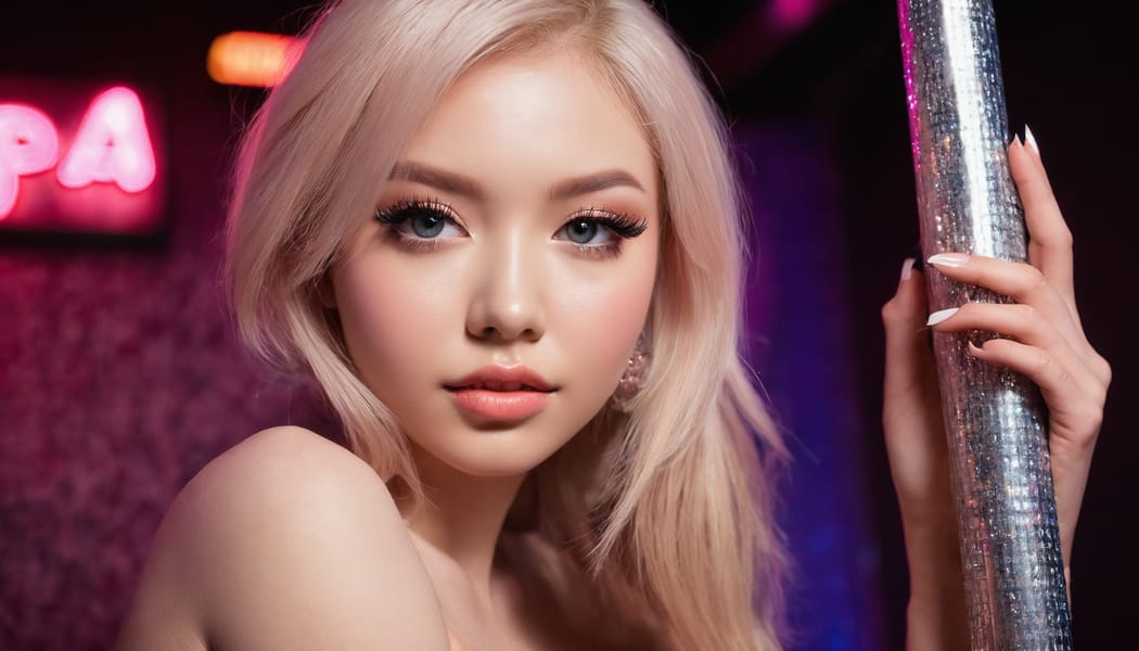 Tags: 21872187, SDXL
{"3": {"inputs": {"seed": 765799594872188, "steps": 64, "cfg": 6.21, "sampler_name": "dpmpp_2m", "scheduler": "karras", "denoise": 1.0, "model": ["27", 0], "positive": ["6", 0], "negative": ["7", 0], "latent_image": ["5", 0]}, "class_type": "KSampler"}, "4": {"inputs": {"ckpt_name": "juggernautxl.safetensors"}, "class_type": "CheckpointLoaderSimple"}, "5": {"inputs": {"width": 1344, "height": 768, "batch_size": 1}, "class_type": "EmptyLatentImage"}, "6": {"inputs": {"text": "25 year old girl, (sexy lips:1.07), (temptress:1.05), (idol:1.12), (seductive pose:1.07), (seductive facial expression:1.05), (double eyelids:1.12), (detailed face:0.99), (blush:1.06), (pale skin:1.11), (beautiful eyes:1.06), (eyelashes:1.11), (cute:1.14), (on all fours:1.08), (spreading ass cheeks:0.97), (from behind:1.08), (backboob:1.01), (a pole dancer:1.13) at a night club, (RAW:1.06), (soft lighting:1.01), (textured skin:1.04), (portra:1.05), (candid cinema:1.08), (film:1.00), (natural looking skin:1.09), (skin fuzz:1.08), (detailed skin:1.09)", "clip": ["27", 1]}, "class_type": "CLIPTextEncode"}, "7": {"inputs": {"text": "(watermark:1.08), (distorted:1.07), (bad hands:1.10), (worst quality:1.10), (low resolution:1.11), (twisted:1.09), (open mouth:1.14)", "clip": ["27", 1]}, "class_type": "CLIPTextEncode"}, "8": {"inputs": {"samples": ["3", 0], "vae": ["4", 2]}, "class_type": "VAEDecode"}, "25": {"inputs": {"lora_name": "nudify_xl.safetensors", "strength_model": 0.07, "strength_clip": 0.15, "model": ["4", 0], "clip": ["4", 1]}, "class_type": "LoraLoader"}, "26": {"inputs": {"lora_name": "shirtlift_SDXL_v2.safetensors", "strength_model": 0.11, "strength_clip": 0.06, "model": ["25", 0], "clip": ["25", 1]}, "class_type": "LoraLoader"}, "27": {"inputs": {"lora_name": "PerfectEyesXL.safetensors", "strength_model": 0.0, "strength_clip": 0.0, "model": ["26", 0], "clip": ["26", 1]}, "class_type": "LoraLoader"}, "30": {"inputs": {"model_name": "4x_NMKD-Superscale-SP_178000_G.pth"}, "class_type": "UpscaleModelLoader"}, "31": {"inputs": {"upscale_model": ["30", 0], "image": ["8", 0]}, "class_type": "ImageUpscaleWithModel"}, "32": {"inputs": {"upscale_method": "lanczos", "scale_by": 0.5, "image": ["31", 0]}, "class_type": "ImageScaleBy"}, "33": {"inputs": {"pixels": ["32", 0], "vae": ["4", 2]}, "class_type": "VAEEncode"}, "34": {"inputs": {"seed": 765799594872188, "steps": 64, "cfg": 6.21, "sampler_name": "dpmpp_2m", "scheduler": "karras", "denoise": 0.3, "model": ["27", 0], "positive": ["6", 0], "negative": ["7", 0], "latent_image": ["33", 0]}, "class_type": "KSampler"}, "36": {"inputs": {"samples": ["34", 0], "vae": ["4", 2]}, "class_type": "VAEDecode"}, "39": {"inputs": {"filename_prefix": "comfyapi-1731416821148", "images": ["36", 0]}, "class_type": "SaveImage"}}