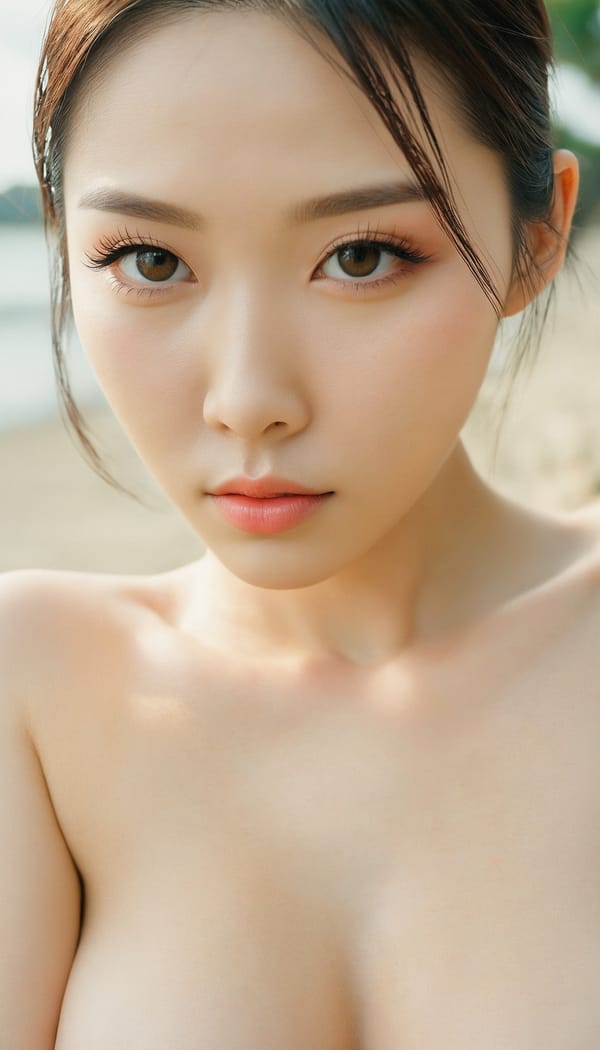 Tags: 21872187, SDXL
{"3": {"inputs": {"seed": 293184508974611, "steps": 32, "cfg": 6.18, "sampler_name": "dpmpp_2m", "scheduler": "karras", "denoise": 1.0, "model": ["27", 0], "positive": ["6", 0], "negative": ["7", 0], "latent_image": ["5", 0]}, "class_type": "KSampler"}, "4": {"inputs": {"ckpt_name": "juggernautxl.safetensors"}, "class_type": "CheckpointLoaderSimple"}, "5": {"inputs": {"width": 768, "height": 1344, "batch_size": 1}, "class_type": "EmptyLatentImage"}, "6": {"inputs": {"text": "26 year old girl, (taiwanese:1.08), (ukrainian:1.11), (slim:1.04), (double eyelids:1.10), (seductive pose:0.96), (sexy lips:1.01), (eyelashes:1.04), (seductive facial expression:1.04), (idol:1.05), (pale skin:1.10), (detailed face:1.10), (cute:1.07), (beautiful eyes:1.03), (blush:1.12), (temptress:1.04), (on all fours:0.96), (spreading ass cheeks:0.96), (from behind:1.09), (backboob:0.99), wearing (bikini:1.09) at a beach, (detailed skin:1.04), (candid cinema:1.00), (natural looking skin:1.09), (soft lighting:1.03), (skin fuzz:1.08), (film:1.06), (portra:1.09), (RAW:1.02)", "clip": ["27", 1]}, "class_type": "CLIPTextEncode"}, "7": {"inputs": {"text": "(distorted:1.13), (low resolution:1.08), (twisted:1.14), (worst quality:1.14), (open mouth:1.10), (watermark:1.07), (bad hands:1.06)", "clip": ["27", 1]}, "class_type": "CLIPTextEncode"}, "8": {"inputs": {"samples": ["3", 0], "vae": ["4", 2]}, "class_type": "VAEDecode"}, "25": {"inputs": {"lora_name": "nudify_xl.safetensors", "strength_model": 0.23, "strength_clip": 0.06, "model": ["4", 0], "clip": ["4", 1]}, "class_type": "LoraLoader"}, "26": {"inputs": {"lora_name": "shirtlift_SDXL_v2.safetensors", "strength_model": 0.17, "strength_clip": 0.11, "model": ["25", 0], "clip": ["25", 1]}, "class_type": "LoraLoader"}, "27": {"inputs": {"lora_name": "PerfectEyesXL.safetensors", "strength_model": 0.09, "strength_clip": 0.19, "model": ["26", 0], "clip": ["26", 1]}, "class_type": "LoraLoader"}, "30": {"inputs": {"model_name": "4x_NMKD-Superscale-SP_178000_G.pth"}, "class_type": "UpscaleModelLoader"}, "31": {"inputs": {"upscale_model": ["30", 0], "image": ["8", 0]}, "class_type": "ImageUpscaleWithModel"}, "32": {"inputs": {"upscale_method": "lanczos", "scale_by": 0.5, "image": ["31", 0]}, "class_type": "ImageScaleBy"}, "33": {"inputs": {"pixels": ["32", 0], "vae": ["4", 2]}, "class_type": "VAEEncode"}, "34": {"inputs": {"seed": 293184508974611, "steps": 32, "cfg": 6.18, "sampler_name": "dpmpp_2m", "scheduler": "karras", "denoise": 0.3, "model": ["27", 0], "positive": ["6", 0], "negative": ["7", 0], "latent_image": ["33", 0]}, "class_type": "KSampler"}, "36": {"inputs": {"samples": ["34", 0], "vae": ["4", 2]}, "class_type": "VAEDecode"}, "39": {"inputs": {"filename_prefix": "comfyapi-1716678714389", "images": ["36", 0]}, "class_type": "SaveImage"}}