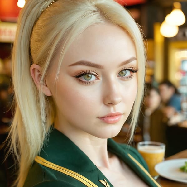 Tags: 21872187, SDXL
{"3": {"inputs": {"seed": 830528258740510, "steps": 32, "cfg": 7.08, "sampler_name": "dpmpp_2m", "scheduler": "karras", "denoise": 1.0, "model": ["27", 0], "positive": ["6", 0], "negative": ["7", 0], "latent_image": ["5", 0]}, "class_type": "KSampler"}, "4": {"inputs": {"ckpt_name": "juggernautxl.safetensors"}, "class_type": "CheckpointLoaderSimple"}, "5": {"inputs": {"width": 1024, "height": 1024, "batch_size": 1}, "class_type": "EmptyLatentImage"}, "6": {"inputs": {"text": "27 year old girl, (irish:0.95), (ukrainian:1.13), (slim:0.96), (detailed face:0.97), (cute:1.07), (seductive pose:1.14), (seductive facial expression:1.02), (pale skin:1.12), (beautiful eyes:0.98), (idol:0.96), (eyelashes:1.04), (blush:1.05), (double eyelids:1.09), (sexy lips:0.98), (temptress:1.11), (on all fours:1.07), (spreading ass cheeks:1.12), (from behind:0.97), (backboob:1.13), (a waitress in uniform:0.99) working at a restaurant, (candid cinema:1.00), (film:1.07), (RAW:1.05), (soft lighting:1.04), (natural looking skin:1.02), (textured skin:1.08), (skin fuzz:1.04), (detailed skin:1.03), (portra:1.02)", "clip": ["27", 1]}, "class_type": "CLIPTextEncode"}, "7": {"inputs": {"text": "(worst quality:1.07), (open mouth:1.10), (watermark:1.05), (low resolution:1.05), (distorted:1.10), (twisted:1.06), (bad hands:1.09)", "clip": ["27", 1]}, "class_type": "CLIPTextEncode"}, "8": {"inputs": {"samples": ["3", 0], "vae": ["4", 2]}, "class_type": "VAEDecode"}, "25": {"inputs": {"lora_name": "nudify_xl.safetensors", "strength_model": 0.31, "strength_clip": 0.1, "model": ["4", 0], "clip": ["4", 1]}, "class_type": "LoraLoader"}, "26": {"inputs": {"lora_name": "shirtlift_SDXL_v2.safetensors", "strength_model": 0.01, "strength_clip": 0.11, "model": ["25", 0], "clip": ["25", 1]}, "class_type": "LoraLoader"}, "27": {"inputs": {"lora_name": "PerfectEyesXL.safetensors", "strength_model": 0.18, "strength_clip": 0.04, "model": ["26", 0], "clip": ["26", 1]}, "class_type": "LoraLoader"}, "30": {"inputs": {"model_name": "4x_NMKD-Superscale-SP_178000_G.pth"}, "class_type": "UpscaleModelLoader"}, "31": {"inputs": {"upscale_model": ["30", 0], "image": ["8", 0]}, "class_type": "ImageUpscaleWithModel"}, "32": {"inputs": {"upscale_method": "lanczos", "scale_by": 0.5, "image": ["31", 0]}, "class_type": "ImageScaleBy"}, "33": {"inputs": {"pixels": ["32", 0], "vae": ["4", 2]}, "class_type": "VAEEncode"}, "34": {"inputs": {"seed": 830528258740510, "steps": 32, "cfg": 7.08, "sampler_name": "dpmpp_2m", "scheduler": "karras", "denoise": 0.3, "model": ["27", 0], "positive": ["6", 0], "negative": ["7", 0], "latent_image": ["33", 0]}, "class_type": "KSampler"}, "36": {"inputs": {"samples": ["34", 0], "vae": ["4", 2]}, "class_type": "VAEDecode"}, "39": {"inputs": {"filename_prefix": "comfyapi-1716427646855", "images": ["36", 0]}, "class_type": "SaveImage"}}