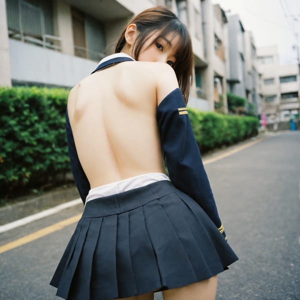 Tags: 21872187, SDXL
{"3": {"inputs": {"seed": 819579072706686, "steps": 64, "cfg": 5.74, "sampler_name": "dpmpp_2m", "scheduler": "karras", "denoise": 1.0, "model": ["27", 0], "positive": ["6", 0], "negative": ["7", 0], "latent_image": ["5", 0]}, "class_type": "KSampler"}, "4": {"inputs": {"ckpt_name": "helloworldxl.safetensors"}, "class_type": "CheckpointLoaderSimple"}, "5": {"inputs": {"width": 1024, "height": 1024, "batch_size": 1}, "class_type": "EmptyLatentImage"}, "6": {"inputs": {"text": "23 year old girl, (japanese:0.95), (beautiful eyes:0.98), (sexy lips:1.14), (blush:1.11), (pale skin:0.98), (double eyelids:1.02), (temptress:1.10), (slim:1.03), (seductive pose:1.05), (idol:1.06), (detailed face:1.07), (seductive facial expression:1.14), (eyelashes:1.06), (on all fours:1.03), (spreading ass cheeks:1.05), (from behind:1.05), (backboob:1.13), (school uniform:1.13), choker, busy street, (film:1.00), (skin fuzz:1.03), (natural looking skin:1.00), (portra:1.04), (textured skin:1.04), (RAW:1.09), (candid cinema:1.00), (soft lighting:1.06), (detailed skin:1.06)", "clip": ["27", 1]}, "class_type": "CLIPTextEncode"}, "7": {"inputs": {"text": "(distorted:1.13), (bad hands:1.06), (open mouth:1.11), (watermark:1.09), (worst quality:1.08), (low resolution:1.12), (twisted:1.09)", "clip": ["27", 1]}, "class_type": "CLIPTextEncode"}, "8": {"inputs": {"samples": ["3", 0], "vae": ["4", 2]}, "class_type": "VAEDecode"}, "25": {"inputs": {"lora_name": "nudify_xl.safetensors", "strength_model": 0.27, "strength_clip": 0.14, "model": ["4", 0], "clip": ["4", 1]}, "class_type": "LoraLoader"}, "26": {"inputs": {"lora_name": "shirtlift_SDXL_v2.safetensors", "strength_model": 0.17, "strength_clip": 0.09, "model": ["25", 0], "clip": ["25", 1]}, "class_type": "LoraLoader"}, "27": {"inputs": {"lora_name": "PerfectEyesXL.safetensors", "strength_model": 0.19, "strength_clip": 0.03, "model": ["26", 0], "clip": ["26", 1]}, "class_type": "LoraLoader"}, "30": {"inputs": {"model_name": "4x_NMKD-Superscale-SP_178000_G.pth"}, "class_type": "UpscaleModelLoader"}, "31": {"inputs": {"upscale_model": ["30", 0], "image": ["8", 0]}, "class_type": "ImageUpscaleWithModel"}, "32": {"inputs": {"upscale_method": "lanczos", "scale_by": 0.5, "image": ["31", 0]}, "class_type": "ImageScaleBy"}, "33": {"inputs": {"pixels": ["32", 0], "vae": ["4", 2]}, "class_type": "VAEEncode"}, "34": {"inputs": {"seed": 819579072706686, "steps": 64, "cfg": 5.74, "sampler_name": "dpmpp_2m", "scheduler": "karras", "denoise": 0.3, "model": ["27", 0], "positive": ["6", 0], "negative": ["7", 0], "latent_image": ["33", 0]}, "class_type": "KSampler"}, "36": {"inputs": {"samples": ["34", 0], "vae": ["4", 2]}, "class_type": "VAEDecode"}, "39": {"inputs": {"filename_prefix": "comfyapi-1734327262085", "images": ["36", 0]}, "class_type": "SaveImage"}}