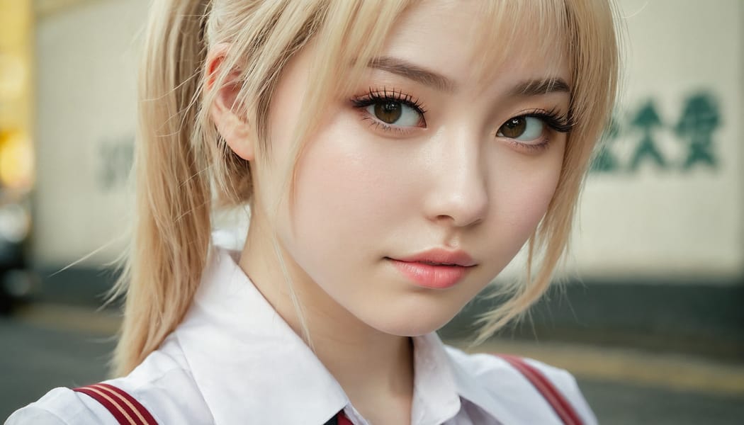 Tags: 21872187, SDXL
{"3": {"inputs": {"seed": 635671780522819, "steps": 64, "cfg": 5.05, "sampler_name": "dpmpp_2m", "scheduler": "karras", "denoise": 1.0, "model": ["27", 0], "positive": ["6", 0], "negative": ["7", 0], "latent_image": ["5", 0]}, "class_type": "KSampler"}, "4": {"inputs": {"ckpt_name": "juggernautxl.safetensors"}, "class_type": "CheckpointLoaderSimple"}, "5": {"inputs": {"width": 1344, "height": 768, "batch_size": 1}, "class_type": "EmptyLatentImage"}, "6": {"inputs": {"text": "26 year old girl, (seductive facial expression:0.98), (beautiful eyes:0.98), (eyelashes:1.04), (cute:1.02), (idol:0.97), (pale skin:1.08), (sexy lips:1.04), (seductive pose:1.07), (blush:1.04), (slim:1.09), (double eyelids:0.99), (on all fours:1.11), (spreading ass cheeks:1.07), (from behind:1.07), (backboob:1.06), (school uniform:1.08), choker, busy street, (portra:1.08), (natural looking skin:1.07), (textured skin:1.00), (soft lighting:1.09), (detailed skin:1.03), (RAW:1.09), (skin fuzz:1.01), (film:1.07), (candid cinema:1.01)", "clip": ["27", 1]}, "class_type": "CLIPTextEncode"}, "7": {"inputs": {"text": "(distorted:1.06), (worst quality:1.07), (low resolution:1.06), (bad hands:1.08), (twisted:1.05), (watermark:1.09), (open mouth:1.10)", "clip": ["27", 1]}, "class_type": "CLIPTextEncode"}, "8": {"inputs": {"samples": ["3", 0], "vae": ["4", 2]}, "class_type": "VAEDecode"}, "25": {"inputs": {"lora_name": "nudify_xl.safetensors", "strength_model": 0.28, "strength_clip": 0.04, "model": ["4", 0], "clip": ["4", 1]}, "class_type": "LoraLoader"}, "26": {"inputs": {"lora_name": "shirtlift_SDXL_v2.safetensors", "strength_model": 0.07, "strength_clip": 0.06, "model": ["25", 0], "clip": ["25", 1]}, "class_type": "LoraLoader"}, "27": {"inputs": {"lora_name": "PerfectEyesXL.safetensors", "strength_model": 0.19, "strength_clip": 0.1, "model": ["26", 0], "clip": ["26", 1]}, "class_type": "LoraLoader"}, "30": {"inputs": {"model_name": "4x_NMKD-Superscale-SP_178000_G.pth"}, "class_type": "UpscaleModelLoader"}, "31": {"inputs": {"upscale_model": ["30", 0], "image": ["8", 0]}, "class_type": "ImageUpscaleWithModel"}, "32": {"inputs": {"upscale_method": "lanczos", "scale_by": 0.5, "image": ["31", 0]}, "class_type": "ImageScaleBy"}, "33": {"inputs": {"pixels": ["32", 0], "vae": ["4", 2]}, "class_type": "VAEEncode"}, "34": {"inputs": {"seed": 635671780522819, "steps": 64, "cfg": 5.05, "sampler_name": "dpmpp_2m", "scheduler": "karras", "denoise": 0.3, "model": ["27", 0], "positive": ["6", 0], "negative": ["7", 0], "latent_image": ["33", 0]}, "class_type": "KSampler"}, "36": {"inputs": {"samples": ["34", 0], "vae": ["4", 2]}, "class_type": "VAEDecode"}, "39": {"inputs": {"filename_prefix": "comfyapi-1713374386746", "images": ["36", 0]}, "class_type": "SaveImage"}}