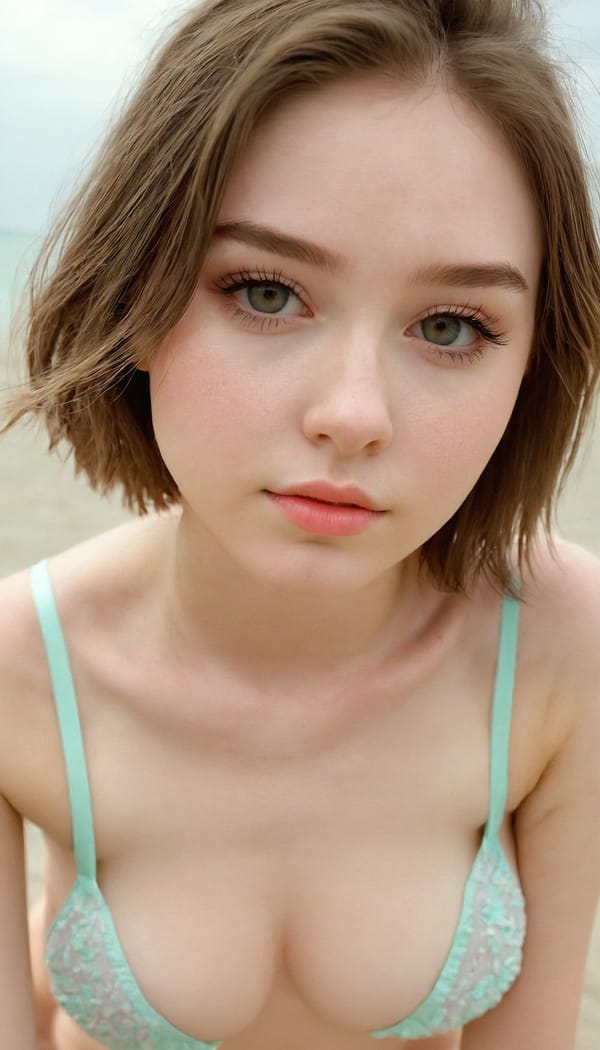 Tags: 21872187, SDXL
{"3": {"inputs": {"seed": 534218964475678, "steps": 32, "cfg": 5.65, "sampler_name": "dpmpp_2m", "scheduler": "karras", "denoise": 1.0, "model": ["27", 0], "positive": ["6", 0], "negative": ["7", 0], "latent_image": ["5", 0]}, "class_type": "KSampler"}, "4": {"inputs": {"ckpt_name": "juggernautxl.safetensors"}, "class_type": "CheckpointLoaderSimple"}, "5": {"inputs": {"width": 768, "height": 1344, "batch_size": 1}, "class_type": "EmptyLatentImage"}, "6": {"inputs": {"text": "19 year old girl, (eyelashes:1.00), (cute:1.09), (detailed face:1.08), (blush:1.09), (temptress:1.13), (beautiful eyes:1.05), (slim:1.09), (seductive facial expression:1.11), (pale skin:1.05), (idol:1.12), (sexy lips:1.11), (seductive pose:0.96), (on all fours:1.03), (spreading ass cheeks:1.01), (from behind:0.97), (backboob:1.06), wearing (bikini:0.96) at a beach, (detailed skin:1.00), (portra:1.09), (RAW:1.08), (candid cinema:1.05), (textured skin:1.05), (natural looking skin:1.01), (film:1.01), (soft lighting:1.03), (skin fuzz:1.09)", "clip": ["27", 1]}, "class_type": "CLIPTextEncode"}, "7": {"inputs": {"text": "(bad hands:1.07), (low resolution:1.09), (worst quality:1.09), (watermark:1.10), (twisted:1.08), (distorted:1.10), (open mouth:1.11)", "clip": ["27", 1]}, "class_type": "CLIPTextEncode"}, "8": {"inputs": {"samples": ["3", 0], "vae": ["4", 2]}, "class_type": "VAEDecode"}, "25": {"inputs": {"lora_name": "nudify_xl.safetensors", "strength_model": 0.19, "strength_clip": 0.22, "model": ["4", 0], "clip": ["4", 1]}, "class_type": "LoraLoader"}, "26": {"inputs": {"lora_name": "shirtlift_SDXL_v2.safetensors", "strength_model": 0.03, "strength_clip": 0.12, "model": ["25", 0], "clip": ["25", 1]}, "class_type": "LoraLoader"}, "27": {"inputs": {"lora_name": "PerfectEyesXL.safetensors", "strength_model": 0.14, "strength_clip": 0.01, "model": ["26", 0], "clip": ["26", 1]}, "class_type": "LoraLoader"}, "30": {"inputs": {"model_name": "4x_NMKD-Superscale-SP_178000_G.pth"}, "class_type": "UpscaleModelLoader"}, "31": {"inputs": {"upscale_model": ["30", 0], "image": ["8", 0]}, "class_type": "ImageUpscaleWithModel"}, "32": {"inputs": {"upscale_method": "lanczos", "scale_by": 0.5, "image": ["31", 0]}, "class_type": "ImageScaleBy"}, "33": {"inputs": {"pixels": ["32", 0], "vae": ["4", 2]}, "class_type": "VAEEncode"}, "34": {"inputs": {"seed": 534218964475678, "steps": 32, "cfg": 5.65, "sampler_name": "dpmpp_2m", "scheduler": "karras", "denoise": 0.3, "model": ["27", 0], "positive": ["6", 0], "negative": ["7", 0], "latent_image": ["33", 0]}, "class_type": "KSampler"}, "36": {"inputs": {"samples": ["34", 0], "vae": ["4", 2]}, "class_type": "VAEDecode"}, "39": {"inputs": {"filename_prefix": "comfyapi-1715898501292", "images": ["36", 0]}, "class_type": "SaveImage"}}