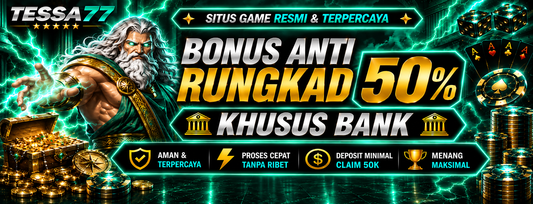Bonus Garansi Rungkad 50%