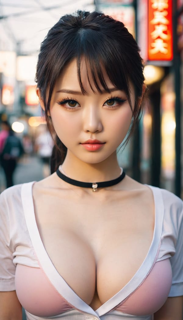 Tags: 21872187, SDXL
{"3": {"inputs": {"seed": 702897591106847, "steps": 64, "cfg": 7.26, "sampler_name": "dpmpp_2m", "scheduler": "karras", "denoise": 1.0, "model": ["27", 0], "positive": ["6", 0], "negative": ["7", 0], "latent_image": ["5", 0]}, "class_type": "KSampler"}, "4": {"inputs": {"ckpt_name": "juggernautxl.safetensors"}, "class_type": "CheckpointLoaderSimple"}, "5": {"inputs": {"width": 768, "height": 1344, "batch_size": 1}, "class_type": "EmptyLatentImage"}, "6": {"inputs": {"text": "26 year old girl, (japanese:1.13), (ukrainian:1.04), (sexy lips:1.06), (seductive pose:1.07), (eyelashes:0.99), (seductive facial expression:1.03), (temptress:1.10), (beautiful eyes:0.96), (blush:1.06), (detailed face:1.12), (double eyelids:0.95), (pale skin:0.97), (idol:0.97), (slim:1.04), (cute:1.14), (in a seductive pose:1.14), (large perky breasts:1.09), (cleavage:1.13), (thigh gap:1.02), (school uniform:0.98), choker, busy street, (skin fuzz:1.01), (detailed skin:1.08), (RAW:1.00), (soft lighting:1.08), (textured skin:1.06), (natural looking skin:1.08), (portra:1.08), (candid cinema:1.05), (film:1.00)", "clip": ["27", 1]}, "class_type": "CLIPTextEncode"}, "7": {"inputs": {"text": "(worst quality:1.08), (distorted:1.12), (watermark:1.10), (low resolution:1.10), (bad hands:1.12), (open mouth:1.08)", "clip": ["27", 1]}, "class_type": "CLIPTextEncode"}, "8": {"inputs": {"samples": ["3", 0], "vae": ["4", 2]}, "class_type": "VAEDecode"}, "25": {"inputs": {"lora_name": "nudify_xl.safetensors", "strength_model": 0.27, "strength_clip": 0.16, "model": ["4", 0], "clip": ["4", 1]}, "class_type": "LoraLoader"}, "26": {"inputs": {"lora_name": "shirtlift_SDXL_v2.safetensors", "strength_model": 0.01, "strength_clip": 0.09, "model": ["25", 0], "clip": ["25", 1]}, "class_type": "LoraLoader"}, "27": {"inputs": {"lora_name": "PerfectEyesXL.safetensors", "strength_model": 0.12, "strength_clip": 0.14, "model": ["26", 0], "clip": ["26", 1]}, "class_type": "LoraLoader"}, "30": {"inputs": {"model_name": "4x_NMKD-Superscale-SP_178000_G.pth"}, "class_type": "UpscaleModelLoader"}, "31": {"inputs": {"upscale_model": ["30", 0], "image": ["8", 0]}, "class_type": "ImageUpscaleWithModel"}, "32": {"inputs": {"upscale_method": "lanczos", "scale_by": 0.5, "image": ["31", 0]}, "class_type": "ImageScaleBy"}, "33": {"inputs": {"pixels": ["32", 0], "vae": ["4", 2]}, "class_type": "VAEEncode"}, "34": {"inputs": {"seed": 702897591106847, "steps": 64, "cfg": 7.26, "sampler_name": "dpmpp_2m", "scheduler": "karras", "denoise": 0.3, "model": ["27", 0], "positive": ["6", 0], "negative": ["7", 0], "latent_image": ["33", 0]}, "class_type": "KSampler"}, "36": {"inputs": {"samples": ["34", 0], "vae": ["4", 2]}, "class_type": "VAEDecode"}, "39": {"inputs": {"filename_prefix": "comfyapi-1732807431598", "images": ["36", 0]}, "class_type": "SaveImage"}}