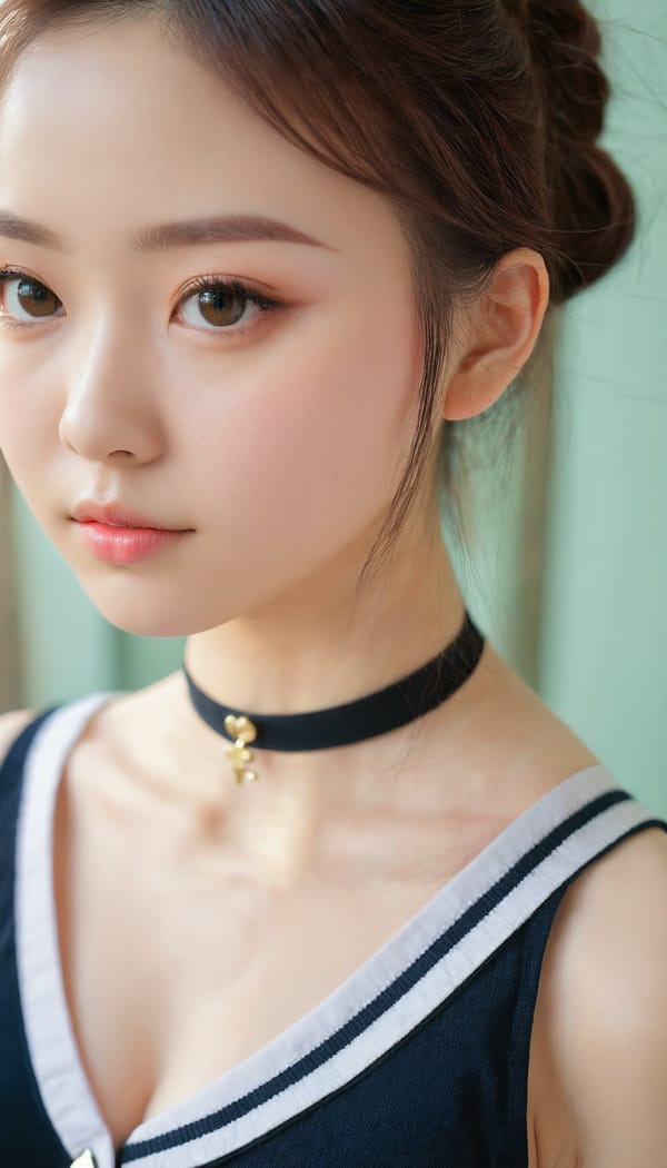 Tags: 21872187, SDXL
{"3": {"inputs": {"seed": 162885644737108, "steps": 64, "cfg": 7.68, "sampler_name": "dpmpp_2m", "scheduler": "karras", "denoise": 1.0, "model": ["27", 0], "positive": ["6", 0], "negative": ["7", 0], "latent_image": ["5", 0]}, "class_type": "KSampler"}, "4": {"inputs": {"ckpt_name": "juggernautxl.safetensors"}, "class_type": "CheckpointLoaderSimple"}, "5": {"inputs": {"width": 768, "height": 1344, "batch_size": 1}, "class_type": "EmptyLatentImage"}, "6": {"inputs": {"text": "20 year old girl, (double eyelids:1.07), (slim:0.96), (temptress:0.96), (beautiful eyes:0.98), (blush:1.08), (seductive facial expression:1.04), (idol:1.11), (pale skin:1.01), (eyelashes:1.09), (detailed face:1.05), (cute:1.00), (seductive pose:0.96), (sexy lips:1.07), (in a seductive pose:1.07), (large perky breasts:1.04), (cleavage:0.98), (thigh gap:0.96), (school uniform:1.00), choker, busy street, (soft lighting:1.04), (natural looking skin:1.07), (RAW:1.00), (skin fuzz:1.03), (detailed skin:1.05), (film:1.08), (portra:1.05), (textured skin:1.00), (candid cinema:1.07)", "clip": ["27", 1]}, "class_type": "CLIPTextEncode"}, "7": {"inputs": {"text": "(low resolution:1.12), (watermark:1.07), (twisted:1.12), (open mouth:1.12), (distorted:1.12), (bad hands:1.14), (worst quality:1.07)", "clip": ["27", 1]}, "class_type": "CLIPTextEncode"}, "8": {"inputs": {"samples": ["3", 0], "vae": ["4", 2]}, "class_type": "VAEDecode"}, "25": {"inputs": {"lora_name": "nudify_xl.safetensors", "strength_model": 0.08, "strength_clip": 0.39, "model": ["4", 0], "clip": ["4", 1]}, "class_type": "LoraLoader"}, "26": {"inputs": {"lora_name": "shirtlift_SDXL_v2.safetensors", "strength_model": 0.07, "strength_clip": 0.01, "model": ["25", 0], "clip": ["25", 1]}, "class_type": "LoraLoader"}, "27": {"inputs": {"lora_name": "PerfectEyesXL.safetensors", "strength_model": 0.09, "strength_clip": 0.09, "model": ["26", 0], "clip": ["26", 1]}, "class_type": "LoraLoader"}, "30": {"inputs": {"model_name": "4x_NMKD-Superscale-SP_178000_G.pth"}, "class_type": "UpscaleModelLoader"}, "31": {"inputs": {"upscale_model": ["30", 0], "image": ["8", 0]}, "class_type": "ImageUpscaleWithModel"}, "32": {"inputs": {"upscale_method": "lanczos", "scale_by": 0.5, "image": ["31", 0]}, "class_type": "ImageScaleBy"}, "33": {"inputs": {"pixels": ["32", 0], "vae": ["4", 2]}, "class_type": "VAEEncode"}, "34": {"inputs": {"seed": 162885644737108, "steps": 64, "cfg": 7.68, "sampler_name": "dpmpp_2m", "scheduler": "karras", "denoise": 0.3, "model": ["27", 0], "positive": ["6", 0], "negative": ["7", 0], "latent_image": ["33", 0]}, "class_type": "KSampler"}, "36": {"inputs": {"samples": ["34", 0], "vae": ["4", 2]}, "class_type": "VAEDecode"}, "39": {"inputs": {"filename_prefix": "comfyapi-1734487722438", "images": ["36", 0]}, "class_type": "SaveImage"}}