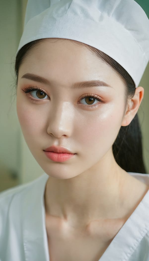 Tags: 21872187, SDXL
{"3": {"inputs": {"seed": 839566510889670, "steps": 32, "cfg": 6.21, "sampler_name": "dpmpp_2m", "scheduler": "karras", "denoise": 1.0, "model": ["27", 0], "positive": ["6", 0], "negative": ["7", 0], "latent_image": ["5", 0]}, "class_type": "KSampler"}, "4": {"inputs": {"ckpt_name": "juggernautxl.safetensors"}, "class_type": "CheckpointLoaderSimple"}, "5": {"inputs": {"width": 768, "height": 1344, "batch_size": 1}, "class_type": "EmptyLatentImage"}, "6": {"inputs": {"text": "20 year old girl, (russian:1.03), (korean:1.01), (ukrainian:0.99), (sexy lips:1.13), (seductive facial expression:1.09), (pale skin:1.09), (slim:1.14), (eyelashes:0.97), (seductive pose:1.14), (blush:1.01), (double eyelids:1.12), (temptress:0.95), (idol:1.11), (beautiful eyes:1.09), (perky ass:1.14), (exposed ass:1.00), (looking back:1.08), (sexy ass:0.98), (thigh gap:1.02), (nurse in uniform:1.09) working in a hospital ward, (RAW:1.08), (candid cinema:1.05), (natural looking skin:1.05), (textured skin:1.08), (film:1.03), (skin fuzz:1.02), (portra:1.05), (detailed skin:1.01), (soft lighting:1.04)", "clip": ["27", 1]}, "class_type": "CLIPTextEncode"}, "7": {"inputs": {"text": "(distorted:1.09), (watermark:1.08), (open mouth:1.08), (twisted:1.07), (low resolution:1.14), (worst quality:1.06), (bad hands:1.05)", "clip": ["27", 1]}, "class_type": "CLIPTextEncode"}, "8": {"inputs": {"samples": ["3", 0], "vae": ["4", 2]}, "class_type": "VAEDecode"}, "25": {"inputs": {"lora_name": "nudify_xl.safetensors", "strength_model": 0.14, "strength_clip": 0.0, "model": ["4", 0], "clip": ["4", 1]}, "class_type": "LoraLoader"}, "26": {"inputs": {"lora_name": "shirtlift_SDXL_v2.safetensors", "strength_model": 0.12, "strength_clip": 0.0, "model": ["25", 0], "clip": ["25", 1]}, "class_type": "LoraLoader"}, "27": {"inputs": {"lora_name": "PerfectEyesXL.safetensors", "strength_model": 0.16, "strength_clip": 0.18, "model": ["26", 0], "clip": ["26", 1]}, "class_type": "LoraLoader"}, "30": {"inputs": {"model_name": "4x_NMKD-Superscale-SP_178000_G.pth"}, "class_type": "UpscaleModelLoader"}, "31": {"inputs": {"upscale_model": ["30", 0], "image": ["8", 0]}, "class_type": "ImageUpscaleWithModel"}, "32": {"inputs": {"upscale_method": "lanczos", "scale_by": 0.5, "image": ["31", 0]}, "class_type": "ImageScaleBy"}, "33": {"inputs": {"pixels": ["32", 0], "vae": ["4", 2]}, "class_type": "VAEEncode"}, "34": {"inputs": {"seed": 839566510889670, "steps": 32, "cfg": 6.21, "sampler_name": "dpmpp_2m", "scheduler": "karras", "denoise": 0.3, "model": ["27", 0], "positive": ["6", 0], "negative": ["7", 0], "latent_image": ["33", 0]}, "class_type": "KSampler"}, "36": {"inputs": {"samples": ["34", 0], "vae": ["4", 2]}, "class_type": "VAEDecode"}, "39": {"inputs": {"filename_prefix": "comfyapi-1716499301843", "images": ["36", 0]}, "class_type": "SaveImage"}}