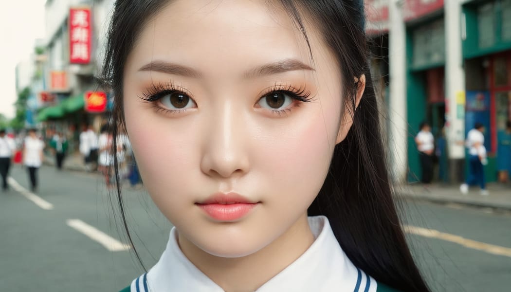 Tags: 21872187, SDXL
{"3": {"inputs": {"seed": 827836034426509, "steps": 64, "cfg": 5.63, "sampler_name": "dpmpp_2m", "scheduler": "karras", "denoise": 1.0, "model": ["27", 0], "positive": ["6", 0], "negative": ["7", 0], "latent_image": ["5", 0]}, "class_type": "KSampler"}, "4": {"inputs": {"ckpt_name": "juggernautxl.safetensors"}, "class_type": "CheckpointLoaderSimple"}, "5": {"inputs": {"width": 1344, "height": 768, "batch_size": 1}, "class_type": "EmptyLatentImage"}, "6": {"inputs": {"text": "20 year old girl, (chinese:1.07), (irish:1.02), (eyelashes:1.14), (cute:1.01), (temptress:1.01), (pale skin:1.13), (seductive pose:1.11), (idol:1.10), (double eyelids:1.04), (seductive facial expression:0.96), (detailed face:1.01), (slim:1.02), (sexy lips:0.99), (beautiful eyes:1.12), (blush:0.96), (in a seductive pose:1.05), (large perky breasts:1.03), (cleavage:1.02), (thigh gap:0.97), (school uniform:1.07), choker, busy street, (detailed skin:1.00), (film:1.08), (candid cinema:1.06), (natural looking skin:1.02), (textured skin:1.00), (soft lighting:1.03), (portra:1.02), (skin fuzz:1.09), (RAW:1.01)", "clip": ["27", 1]}, "class_type": "CLIPTextEncode"}, "7": {"inputs": {"text": "(open mouth:1.14), (twisted:1.08), (bad hands:1.06), (distorted:1.11), (watermark:1.11), (low resolution:1.09), (worst quality:1.05)", "clip": ["27", 1]}, "class_type": "CLIPTextEncode"}, "8": {"inputs": {"samples": ["3", 0], "vae": ["4", 2]}, "class_type": "VAEDecode"}, "25": {"inputs": {"lora_name": "nudify_xl.safetensors", "strength_model": 0.12, "strength_clip": 0.26, "model": ["4", 0], "clip": ["4", 1]}, "class_type": "LoraLoader"}, "26": {"inputs": {"lora_name": "shirtlift_SDXL_v2.safetensors", "strength_model": 0.15, "strength_clip": 0.14, "model": ["25", 0], "clip": ["25", 1]}, "class_type": "LoraLoader"}, "27": {"inputs": {"lora_name": "PerfectEyesXL.safetensors", "strength_model": 0.06, "strength_clip": 0.16, "model": ["26", 0], "clip": ["26", 1]}, "class_type": "LoraLoader"}, "30": {"inputs": {"model_name": "4x_NMKD-Superscale-SP_178000_G.pth"}, "class_type": "UpscaleModelLoader"}, "31": {"inputs": {"upscale_model": ["30", 0], "image": ["8", 0]}, "class_type": "ImageUpscaleWithModel"}, "32": {"inputs": {"upscale_method": "lanczos", "scale_by": 0.5, "image": ["31", 0]}, "class_type": "ImageScaleBy"}, "33": {"inputs": {"pixels": ["32", 0], "vae": ["4", 2]}, "class_type": "VAEEncode"}, "34": {"inputs": {"seed": 827836034426509, "steps": 64, "cfg": 5.63, "sampler_name": "dpmpp_2m", "scheduler": "karras", "denoise": 0.3, "model": ["27", 0], "positive": ["6", 0], "negative": ["7", 0], "latent_image": ["33", 0]}, "class_type": "KSampler"}, "36": {"inputs": {"samples": ["34", 0], "vae": ["4", 2]}, "class_type": "VAEDecode"}, "39": {"inputs": {"filename_prefix": "comfyapi-1725823690536", "images": ["36", 0]}, "class_type": "SaveImage"}}